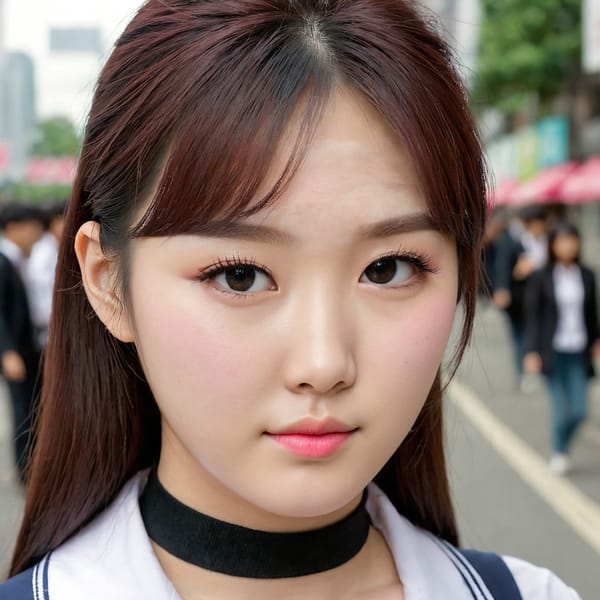 Tags: 21872187, SDXL
{"3": {"inputs": {"seed": 712120953765098, "steps": 32, "cfg": 7.89, "sampler_name": "dpmpp_2m", "scheduler": "karras", "denoise": 1.0, "model": ["27", 0], "positive": ["6", 0], "negative": ["7", 0], "latent_image": ["5", 0]}, "class_type": "KSampler"}, "4": {"inputs": {"ckpt_name": "juggernautXL_v8Rundiffusion.safetensors"}, "class_type": "CheckpointLoaderSimple"}, "5": {"inputs": {"width": 1024, "height": 1024, "batch_size": 1}, "class_type": "EmptyLatentImage"}, "6": {"inputs": {"text": "26 year old girl, (korean:1.08), (idol:1.03), (sexy lips:1.00), (detailed face:1.10), (cute:1.04), (slim:1.04), (beautiful eyes:1.09), (blush:1.14), (eyelashes:1.04), (temptress:1.05), (seductive facial expression:1.13), (pale skin:1.09), (seductive pose:0.99), (double eyelids:0.99), (in a seductive pose:1.12), (large perky breasts:1.05), (cleavage:0.95), (thigh gap:1.13), (school uniform:0.96), choker, busy street, (film:1.07), (detailed skin:1.02), (candid cinema:1.04), (portra:1.00), (textured skin:1.00), (RAW:1.02), (soft lighting:1.00), (skin fuzz:1.06), (natural looking skin:1.02)", "clip": ["27", 1]}, "class_type": "CLIPTextEncode"}, "7": {"inputs": {"text": "(low resolution:1.09), (twisted:1.08), (worst quality:1.09), (distorted:1.11), (bad hands:1.10), (open mouth:1.07), (watermark:1.08)", "clip": ["27", 1]}, "class_type": "CLIPTextEncode"}, "8": {"inputs": {"samples": ["3", 0], "vae": ["4", 2]}, "class_type": "VAEDecode"}, "25": {"inputs": {"lora_name": "nudify_xl.safetensors", "strength_model": 0.11, "strength_clip": 0.05, "model": ["4", 0], "clip": ["4", 1]}, "class_type": "LoraLoader"}, "26": {"inputs": {"lora_name": "shirtlift_SDXL_v2.safetensors", "strength_model": 0.08, "strength_clip": 0.05, "model": ["25", 0], "clip": ["25", 1]}, "class_type": "LoraLoader"}, "27": {"inputs": {"lora_name": "PerfectEyesXL.safetensors", "strength_model": 0.1, "strength_clip": 0.09, "model": ["26", 0], "clip": ["26", 1]}, "class_type": "LoraLoader"}, "30": {"inputs": {"model_name": "4x_NMKD-Superscale-SP_178000_G.pth"}, "class_type": "UpscaleModelLoader"}, "31": {"inputs": {"upscale_model": ["30", 0], "image": ["8", 0]}, "class_type": "ImageUpscaleWithModel"}, "32": {"inputs": {"upscale_method": "lanczos", "scale_by": 0.5, "image": ["31", 0]}, "class_type": "ImageScaleBy"}, "33": {"inputs": {"pixels": ["32", 0], "vae": ["4", 2]}, "class_type": "VAEEncode"}, "34": {"inputs": {"seed": 712120953765098, "steps": 32, "cfg": 7.89, "sampler_name": "dpmpp_2m", "scheduler": "karras", "denoise": 0.3, "model": ["27", 0], "positive": ["6", 0], "negative": ["7", 0], "latent_image": ["33", 0]}, "class_type": "KSampler"}, "36": {"inputs": {"samples": ["34", 0], "vae": ["4", 2]}, "class_type": "VAEDecode"}, "39": {"inputs": {"filename_prefix": "comfyapi-1707343733537", "images": ["36", 0]}, "class_type": "SaveImage"}}