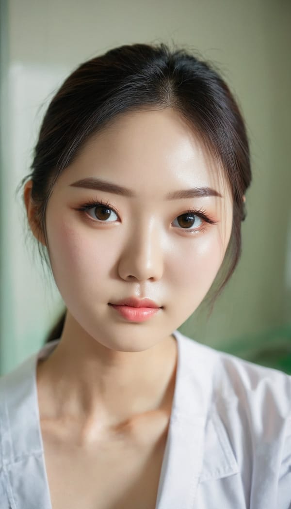 Tags: 21872187, SDXL
{"3": {"inputs": {"seed": 384455418841022, "steps": 64, "cfg": 5.27, "sampler_name": "dpmpp_2m", "scheduler": "karras", "denoise": 1.0, "model": ["27", 0], "positive": ["6", 0], "negative": ["7", 0], "latent_image": ["5", 0]}, "class_type": "KSampler"}, "4": {"inputs": {"ckpt_name": "juggernautxl.safetensors"}, "class_type": "CheckpointLoaderSimple"}, "5": {"inputs": {"width": 768, "height": 1344, "batch_size": 1}, "class_type": "EmptyLatentImage"}, "6": {"inputs": {"text": "26 year old girl, (korean:1.00), (slim:1.03), (double eyelids:1.05), (cute:1.12), (idol:0.96), (detailed face:0.96), (blush:1.08), (pale skin:0.96), (eyelashes:1.13), (temptress:1.00), (seductive facial expression:1.01), (sexy lips:1.08), (seductive pose:1.14), (beautiful eyes:1.12), (in a seductive pose:1.01), (large perky breasts:0.98), (cleavage:1.14), (thigh gap:1.06), (nurse in uniform:0.99) working in a hospital ward, (RAW:1.01), (textured skin:1.07), (film:1.08), (detailed skin:1.01), (soft lighting:1.04), (skin fuzz:1.06), (candid cinema:1.04), (natural looking skin:1.05), (portra:1.00)", "clip": ["27", 1]}, "class_type": "CLIPTextEncode"}, "7": {"inputs": {"text": "(twisted:1.06), (bad hands:1.08), (open mouth:1.10), (worst quality:1.11), (distorted:1.06), (watermark:1.08), (low resolution:1.08)", "clip": ["27", 1]}, "class_type": "CLIPTextEncode"}, "8": {"inputs": {"samples": ["3", 0], "vae": ["4", 2]}, "class_type": "VAEDecode"}, "25": {"inputs": {"lora_name": "nudify_xl.safetensors", "strength_model": 0.24, "strength_clip": 0.08, "model": ["4", 0], "clip": ["4", 1]}, "class_type": "LoraLoader"}, "26": {"inputs": {"lora_name": "shirtlift_SDXL_v2.safetensors", "strength_model": 0.09, "strength_clip": 0.11, "model": ["25", 0], "clip": ["25", 1]}, "class_type": "LoraLoader"}, "27": {"inputs": {"lora_name": "PerfectEyesXL.safetensors", "strength_model": 0.03, "strength_clip": 0.01, "model": ["26", 0], "clip": ["26", 1]}, "class_type": "LoraLoader"}, "30": {"inputs": {"model_name": "4x_NMKD-Superscale-SP_178000_G.pth"}, "class_type": "UpscaleModelLoader"}, "31": {"inputs": {"upscale_model": ["30", 0], "image": ["8", 0]}, "class_type": "ImageUpscaleWithModel"}, "32": {"inputs": {"upscale_method": "lanczos", "scale_by": 0.5, "image": ["31", 0]}, "class_type": "ImageScaleBy"}, "33": {"inputs": {"pixels": ["32", 0], "vae": ["4", 2]}, "class_type": "VAEEncode"}, "34": {"inputs": {"seed": 384455418841022, "steps": 64, "cfg": 5.27, "sampler_name": "dpmpp_2m", "scheduler": "karras", "denoise": 0.3, "model": ["27", 0], "positive": ["6", 0], "negative": ["7", 0], "latent_image": ["33", 0]}, "class_type": "KSampler"}, "36": {"inputs": {"samples": ["34", 0], "vae": ["4", 2]}, "class_type": "VAEDecode"}, "39": {"inputs": {"filename_prefix": "comfyapi-1713334599983", "images": ["36", 0]}, "class_type": "SaveImage"}}