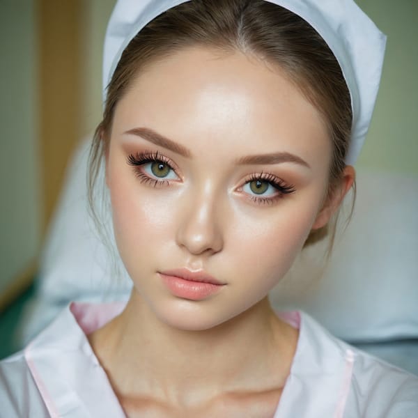 Tags: 21872187, SDXL
{"3": {"inputs": {"seed": 605091009798226, "steps": 32, "cfg": 6.9, "sampler_name": "dpmpp_2m", "scheduler": "karras", "denoise": 1.0, "model": ["27", 0], "positive": ["6", 0], "negative": ["7", 0], "latent_image": ["5", 0]}, "class_type": "KSampler"}, "4": {"inputs": {"ckpt_name": "juggernautxl.safetensors"}, "class_type": "CheckpointLoaderSimple"}, "5": {"inputs": {"width": 1024, "height": 1024, "batch_size": 1}, "class_type": "EmptyLatentImage"}, "6": {"inputs": {"text": "22 year old girl, (ukrainian:0.95), (eyelashes:1.13), (idol:1.05), (seductive facial expression:1.09), (blush:1.12), (pale skin:1.01), (detailed face:1.10), (cute:1.12), (seductive pose:0.96), (slim:0.96), (double eyelids:1.09), (temptress:1.04), (sexy lips:1.09), (beautiful eyes:0.99), (on all fours:0.99), (spreading ass cheeks:1.05), (from behind:1.14), (backboob:1.09), (nurse in uniform:1.14) working in a hospital ward, (film:1.04), (detailed skin:1.00), (RAW:1.06), (skin fuzz:1.00), (portra:1.03), (textured skin:1.09), (natural looking skin:1.08), (candid cinema:1.06), (soft lighting:1.00)", "clip": ["27", 1]}, "class_type": "CLIPTextEncode"}, "7": {"inputs": {"text": "(distorted:1.07), (twisted:1.14), (worst quality:1.07), (open mouth:1.08), (watermark:1.09), (bad hands:1.13), (low resolution:1.14)", "clip": ["27", 1]}, "class_type": "CLIPTextEncode"}, "8": {"inputs": {"samples": ["3", 0], "vae": ["4", 2]}, "class_type": "VAEDecode"}, "25": {"inputs": {"lora_name": "nudify_xl.safetensors", "strength_model": 0.3, "strength_clip": 0.31, "model": ["4", 0], "clip": ["4", 1]}, "class_type": "LoraLoader"}, "26": {"inputs": {"lora_name": "shirtlift_SDXL_v2.safetensors", "strength_model": 0.0, "strength_clip": 0.18, "model": ["25", 0], "clip": ["25", 1]}, "class_type": "LoraLoader"}, "27": {"inputs": {"lora_name": "PerfectEyesXL.safetensors", "strength_model": 0.04, "strength_clip": 0.0, "model": ["26", 0], "clip": ["26", 1]}, "class_type": "LoraLoader"}, "30": {"inputs": {"model_name": "4x_NMKD-Superscale-SP_178000_G.pth"}, "class_type": "UpscaleModelLoader"}, "31": {"inputs": {"upscale_model": ["30", 0], "image": ["8", 0]}, "class_type": "ImageUpscaleWithModel"}, "32": {"inputs": {"upscale_method": "lanczos", "scale_by": 0.5, "image": ["31", 0]}, "class_type": "ImageScaleBy"}, "33": {"inputs": {"pixels": ["32", 0], "vae": ["4", 2]}, "class_type": "VAEEncode"}, "34": {"inputs": {"seed": 605091009798226, "steps": 32, "cfg": 6.9, "sampler_name": "dpmpp_2m", "scheduler": "karras", "denoise": 0.3, "model": ["27", 0], "positive": ["6", 0], "negative": ["7", 0], "latent_image": ["33", 0]}, "class_type": "KSampler"}, "36": {"inputs": {"samples": ["34", 0], "vae": ["4", 2]}, "class_type": "VAEDecode"}, "39": {"inputs": {"filename_prefix": "comfyapi-1734138123465", "images": ["36", 0]}, "class_type": "SaveImage"}}