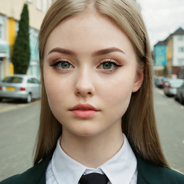 Tags: 21872187, SDXL
{"3": {"inputs": {"seed": 805716248582560, "steps": 64, "cfg": 6.68, "sampler_name": "dpmpp_2m", "scheduler": "karras", "denoise": 1.0, "model": ["27", 0], "positive": ["6", 0], "negative": ["7", 0], "latent_image": ["5", 0]}, "class_type": "KSampler"}, "4": {"inputs": {"ckpt_name": "juggernautxl.safetensors"}, "class_type": "CheckpointLoaderSimple"}, "5": {"inputs": {"width": 1024, "height": 1024, "batch_size": 1}, "class_type": "EmptyLatentImage"}, "6": {"inputs": {"text": "28 year old girl, (irish:0.96), (ukrainian:1.09), (blush:0.98), (seductive facial expression:1.00), (seductive pose:1.02), (detailed face:1.14), (double eyelids:1.12), (eyelashes:0.99), (temptress:0.96), (pale skin:0.99), (cute:1.12), (idol:1.02), (beautiful eyes:0.95), (sexy lips:1.12), (slim:1.01), (perky ass:0.96), (exposed ass:0.95), (looking back:1.08), (sexy ass:1.08), (thigh gap:1.11), (school uniform:1.12), choker, busy street, (natural looking skin:1.08), (textured skin:1.06), (RAW:1.09), (skin fuzz:1.04), (candid cinema:1.07), (soft lighting:1.06), (detailed skin:1.05), (film:1.08), (portra:1.00)", "clip": ["27", 1]}, "class_type": "CLIPTextEncode"}, "7": {"inputs": {"text": "(bad hands:1.10), (worst quality:1.10), (distorted:1.07), (twisted:1.07), (watermark:1.10), (open mouth:1.12), (low resolution:1.13)", "clip": ["27", 1]}, "class_type": "CLIPTextEncode"}, "8": {"inputs": {"samples": ["3", 0], "vae": ["4", 2]}, "class_type": "VAEDecode"}, "25": {"inputs": {"lora_name": "nudify_xl.safetensors", "strength_model": 0.18, "strength_clip": 0.2, "model": ["4", 0], "clip": ["4", 1]}, "class_type": "LoraLoader"}, "26": {"inputs": {"lora_name": "shirtlift_SDXL_v2.safetensors", "strength_model": 0.15, "strength_clip": 0.13, "model": ["25", 0], "clip": ["25", 1]}, "class_type": "LoraLoader"}, "27": {"inputs": {"lora_name": "PerfectEyesXL.safetensors", "strength_model": 0.04, "strength_clip": 0.16, "model": ["26", 0], "clip": ["26", 1]}, "class_type": "LoraLoader"}, "30": {"inputs": {"model_name": "4x_NMKD-Superscale-SP_178000_G.pth"}, "class_type": "UpscaleModelLoader"}, "31": {"inputs": {"upscale_model": ["30", 0], "image": ["8", 0]}, "class_type": "ImageUpscaleWithModel"}, "32": {"inputs": {"upscale_method": "lanczos", "scale_by": 0.5, "image": ["31", 0]}, "class_type": "ImageScaleBy"}, "33": {"inputs": {"pixels": ["32", 0], "vae": ["4", 2]}, "class_type": "VAEEncode"}, "34": {"inputs": {"seed": 805716248582560, "steps": 64, "cfg": 6.68, "sampler_name": "dpmpp_2m", "scheduler": "karras", "denoise": 0.3, "model": ["27", 0], "positive": ["6", 0], "negative": ["7", 0], "latent_image": ["33", 0]}, "class_type": "KSampler"}, "36": {"inputs": {"samples": ["34", 0], "vae": ["4", 2]}, "class_type": "VAEDecode"}, "39": {"inputs": {"filename_prefix": "comfyapi-1724439794614", "images": ["36", 0]}, "class_type": "SaveImage"}}