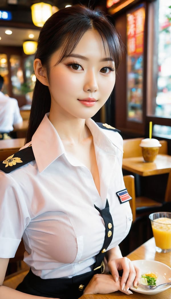 Tags: 21872187, SDXL
{"3": {"inputs": {"seed": 547054891509843, "steps": 64, "cfg": 7.69, "sampler_name": "dpmpp_2m", "scheduler": "karras", "denoise": 1.0, "model": ["27", 0], "positive": ["6", 0], "negative": ["7", 0], "latent_image": ["5", 0]}, "class_type": "KSampler"}, "4": {"inputs": {"ckpt_name": "juggernautxl.safetensors"}, "class_type": "CheckpointLoaderSimple"}, "5": {"inputs": {"width": 768, "height": 1344, "batch_size": 1}, "class_type": "EmptyLatentImage"}, "6": {"inputs": {"text": "25 year old girl, (taiwanese:0.99), (eyelashes:1.04), (idol:0.99), (double eyelids:1.08), (seductive pose:1.06), (slim:0.96), (cute:1.06), (temptress:1.04), (sexy lips:0.97), (beautiful eyes:1.00), (pale skin:1.14), (blush:0.97), (seductive facial expression:1.04), (in a seductive pose:1.13), (large perky breasts:1.13), (cleavage:1.12), (thigh gap:0.98), (a waitress in uniform:1.05) working at a restaurant, (RAW:1.07), (film:1.08), (portra:1.01), (candid cinema:1.06), (soft lighting:1.09), (natural looking skin:1.06), (detailed skin:1.07), (skin fuzz:1.08), (textured skin:1.00)", "clip": ["27", 1]}, "class_type": "CLIPTextEncode"}, "7": {"inputs": {"text": "(low resolution:1.11), (distorted:1.08), (open mouth:1.09), (worst quality:1.11), (twisted:1.11), (bad hands:1.10), (watermark:1.13)", "clip": ["27", 1]}, "class_type": "CLIPTextEncode"}, "8": {"inputs": {"samples": ["3", 0], "vae": ["4", 2]}, "class_type": "VAEDecode"}, "25": {"inputs": {"lora_name": "nudify_xl.safetensors", "strength_model": 0.04, "strength_clip": 0.03, "model": ["4", 0], "clip": ["4", 1]}, "class_type": "LoraLoader"}, "26": {"inputs": {"lora_name": "shirtlift_SDXL_v2.safetensors", "strength_model": 0.15, "strength_clip": 0.0, "model": ["25", 0], "clip": ["25", 1]}, "class_type": "LoraLoader"}, "27": {"inputs": {"lora_name": "PerfectEyesXL.safetensors", "strength_model": 0.1, "strength_clip": 0.15, "model": ["26", 0], "clip": ["26", 1]}, "class_type": "LoraLoader"}, "30": {"inputs": {"model_name": "4x_NMKD-Superscale-SP_178000_G.pth"}, "class_type": "UpscaleModelLoader"}, "31": {"inputs": {"upscale_model": ["30", 0], "image": ["8", 0]}, "class_type": "ImageUpscaleWithModel"}, "32": {"inputs": {"upscale_method": "lanczos", "scale_by": 0.5, "image": ["31", 0]}, "class_type": "ImageScaleBy"}, "33": {"inputs": {"pixels": ["32", 0], "vae": ["4", 2]}, "class_type": "VAEEncode"}, "34": {"inputs": {"seed": 547054891509843, "steps": 64, "cfg": 7.69, "sampler_name": "dpmpp_2m", "scheduler": "karras", "denoise": 0.3, "model": ["27", 0], "positive": ["6", 0], "negative": ["7", 0], "latent_image": ["33", 0]}, "class_type": "KSampler"}, "36": {"inputs": {"samples": ["34", 0], "vae": ["4", 2]}, "class_type": "VAEDecode"}, "39": {"inputs": {"filename_prefix": "comfyapi-1732151894097", "images": ["36", 0]}, "class_type": "SaveImage"}}