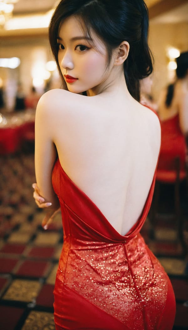 Tags: 21872187, SDXL
{"3": {"inputs": {"seed": 828479223420649, "steps": 64, "cfg": 6.27, "sampler_name": "dpmpp_2m", "scheduler": "karras", "denoise": 1.0, "model": ["27", 0], "positive": ["6", 0], "negative": ["7", 0], "latent_image": ["5", 0]}, "class_type": "KSampler"}, "4": {"inputs": {"ckpt_name": "helloworldxl.safetensors"}, "class_type": "CheckpointLoaderSimple"}, "5": {"inputs": {"width": 768, "height": 1344, "batch_size": 1}, "class_type": "EmptyLatentImage"}, "6": {"inputs": {"text": "26 year old girl, (chinese:1.06), (idol:1.10), (seductive pose:1.11), (pale skin:1.06), (double eyelids:1.11), (beautiful eyes:1.03), (eyelashes:1.11), (cute:1.02), (detailed face:1.00), (seductive facial expression:1.07), (sexy lips:1.06), (temptress:1.07), (blush:1.07), (on all fours:0.95), (spreading ass cheeks:1.03), (from behind:1.14), (backboob:1.00), (wearing a low-cut red dress:0.99) at a ballroom, (skin fuzz:1.01), (film:1.05), (portra:1.06), (textured skin:1.09), (detailed skin:1.02), (natural looking skin:1.04), (RAW:1.08), (soft lighting:1.05), (candid cinema:1.02)", "clip": ["27", 1]}, "class_type": "CLIPTextEncode"}, "7": {"inputs": {"text": "(bad hands:1.06), (open mouth:1.14), (worst quality:1.09), (low resolution:1.12), (distorted:1.12), (watermark:1.09), (twisted:1.08)", "clip": ["27", 1]}, "class_type": "CLIPTextEncode"}, "8": {"inputs": {"samples": ["3", 0], "vae": ["4", 2]}, "class_type": "VAEDecode"}, "25": {"inputs": {"lora_name": "nudify_xl.safetensors", "strength_model": 0.34, "strength_clip": 0.26, "model": ["4", 0], "clip": ["4", 1]}, "class_type": "LoraLoader"}, "26": {"inputs": {"lora_name": "shirtlift_SDXL_v2.safetensors", "strength_model": 0.12, "strength_clip": 0.05, "model": ["25", 0], "clip": ["25", 1]}, "class_type": "LoraLoader"}, "27": {"inputs": {"lora_name": "PerfectEyesXL.safetensors", "strength_model": 0.09, "strength_clip": 0.07, "model": ["26", 0], "clip": ["26", 1]}, "class_type": "LoraLoader"}, "30": {"inputs": {"model_name": "4x_NMKD-Superscale-SP_178000_G.pth"}, "class_type": "UpscaleModelLoader"}, "31": {"inputs": {"upscale_model": ["30", 0], "image": ["8", 0]}, "class_type": "ImageUpscaleWithModel"}, "32": {"inputs": {"upscale_method": "lanczos", "scale_by": 0.5, "image": ["31", 0]}, "class_type": "ImageScaleBy"}, "33": {"inputs": {"pixels": ["32", 0], "vae": ["4", 2]}, "class_type": "VAEEncode"}, "34": {"inputs": {"seed": 828479223420649, "steps": 64, "cfg": 6.27, "sampler_name": "dpmpp_2m", "scheduler": "karras", "denoise": 0.3, "model": ["27", 0], "positive": ["6", 0], "negative": ["7", 0], "latent_image": ["33", 0]}, "class_type": "KSampler"}, "36": {"inputs": {"samples": ["34", 0], "vae": ["4", 2]}, "class_type": "VAEDecode"}, "39": {"inputs": {"filename_prefix": "comfyapi-1717392673617", "images": ["36", 0]}, "class_type": "SaveImage"}}