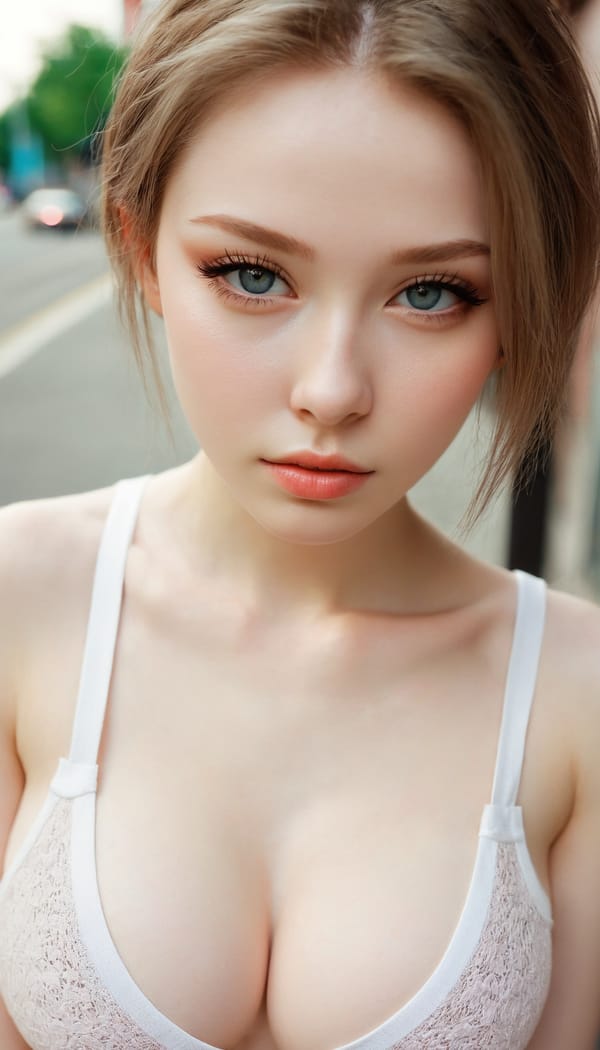Tags: 21872187, SDXL
{"3": {"inputs": {"seed": 868494067809077, "steps": 64, "cfg": 6.37, "sampler_name": "dpmpp_2m", "scheduler": "karras", "denoise": 1.0, "model": ["27", 0], "positive": ["6", 0], "negative": ["7", 0], "latent_image": ["5", 0]}, "class_type": "KSampler"}, "4": {"inputs": {"ckpt_name": "juggernautxl.safetensors"}, "class_type": "CheckpointLoaderSimple"}, "5": {"inputs": {"width": 768, "height": 1344, "batch_size": 1}, "class_type": "EmptyLatentImage"}, "6": {"inputs": {"text": "20 year old girl, (russian:1.00), (pale skin:1.07), (blush:0.96), (slim:1.09), (sexy lips:1.02), (beautiful eyes:1.14), (temptress:1.06), (detailed face:1.00), (seductive pose:1.13), (seductive facial expression:1.08), (cute:1.01), (idol:1.02), (double eyelids:0.97), (eyelashes:1.08), (in a seductive pose:1.01), (large perky breasts:1.01), (cleavage:1.14), (thigh gap:0.97), (white tanktop:1.01), busy street, (RAW:1.04), (skin fuzz:1.08), (textured skin:1.07), (natural looking skin:1.04), (portra:1.07), (soft lighting:1.06), (candid cinema:1.06), (detailed skin:1.03), (film:1.09)", "clip": ["27", 1]}, "class_type": "CLIPTextEncode"}, "7": {"inputs": {"text": "(watermark:1.09), (bad hands:1.11), (low resolution:1.10), (open mouth:1.13), (worst quality:1.09), (distorted:1.09), (twisted:1.06)", "clip": ["27", 1]}, "class_type": "CLIPTextEncode"}, "8": {"inputs": {"samples": ["3", 0], "vae": ["4", 2]}, "class_type": "VAEDecode"}, "25": {"inputs": {"lora_name": "nudify_xl.safetensors", "strength_model": 0.31, "strength_clip": 0.21, "model": ["4", 0], "clip": ["4", 1]}, "class_type": "LoraLoader"}, "26": {"inputs": {"lora_name": "shirtlift_SDXL_v2.safetensors", "strength_model": 0.05, "strength_clip": 0.12, "model": ["25", 0], "clip": ["25", 1]}, "class_type": "LoraLoader"}, "27": {"inputs": {"lora_name": "PerfectEyesXL.safetensors", "strength_model": 0.07, "strength_clip": 0.12, "model": ["26", 0], "clip": ["26", 1]}, "class_type": "LoraLoader"}, "30": {"inputs": {"model_name": "4x_NMKD-Superscale-SP_178000_G.pth"}, "class_type": "UpscaleModelLoader"}, "31": {"inputs": {"upscale_model": ["30", 0], "image": ["8", 0]}, "class_type": "ImageUpscaleWithModel"}, "32": {"inputs": {"upscale_method": "lanczos", "scale_by": 0.5, "image": ["31", 0]}, "class_type": "ImageScaleBy"}, "33": {"inputs": {"pixels": ["32", 0], "vae": ["4", 2]}, "class_type": "VAEEncode"}, "34": {"inputs": {"seed": 868494067809077, "steps": 64, "cfg": 6.37, "sampler_name": "dpmpp_2m", "scheduler": "karras", "denoise": 0.3, "model": ["27", 0], "positive": ["6", 0], "negative": ["7", 0], "latent_image": ["33", 0]}, "class_type": "KSampler"}, "36": {"inputs": {"samples": ["34", 0], "vae": ["4", 2]}, "class_type": "VAEDecode"}, "39": {"inputs": {"filename_prefix": "comfyapi-1711621746966", "images": ["36", 0]}, "class_type": "SaveImage"}}