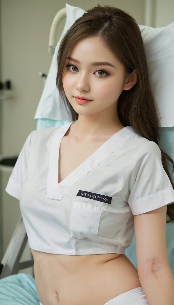 Tags: 21872187, SDXL
{"3": {"inputs": {"seed": 262996413183407, "steps": 32, "cfg": 6.1, "sampler_name": "dpmpp_2m", "scheduler": "karras", "denoise": 1.0, "model": ["27", 0], "positive": ["6", 0], "negative": ["7", 0], "latent_image": ["5", 0]}, "class_type": "KSampler"}, "4": {"inputs": {"ckpt_name": "juggernautxl.safetensors"}, "class_type": "CheckpointLoaderSimple"}, "5": {"inputs": {"width": 768, "height": 1344, "batch_size": 1}, "class_type": "EmptyLatentImage"}, "6": {"inputs": {"text": "21 year old girl, (idol:1.10), (blush:1.10), (beautiful eyes:1.01), (detailed face:0.96), (seductive pose:1.00), (seductive facial expression:1.06), (sexy lips:1.09), (cute:1.08), (double eyelids:1.12), (temptress:0.99), (eyelashes:0.96), (slim:1.14), (pale skin:1.03), (perky ass:1.10), (exposed ass:1.00), (looking back:0.97), (sexy ass:1.03), (thigh gap:0.98), (nurse in uniform:1.04) working in a hospital ward, (soft lighting:1.01), (candid cinema:1.07), (skin fuzz:1.02), (film:1.09), (portra:1.07), (natural looking skin:1.02), (textured skin:1.04), (detailed skin:1.02), (RAW:1.07)", "clip": ["27", 1]}, "class_type": "CLIPTextEncode"}, "7": {"inputs": {"text": "(open mouth:1.12), (bad hands:1.06), (worst quality:1.12), (distorted:1.11), (low resolution:1.07), (watermark:1.12), (twisted:1.10)", "clip": ["27", 1]}, "class_type": "CLIPTextEncode"}, "8": {"inputs": {"samples": ["3", 0], "vae": ["4", 2]}, "class_type": "VAEDecode"}, "25": {"inputs": {"lora_name": "nudify_xl.safetensors", "strength_model": 0.32, "strength_clip": 0.19, "model": ["4", 0], "clip": ["4", 1]}, "class_type": "LoraLoader"}, "26": {"inputs": {"lora_name": "shirtlift_SDXL_v2.safetensors", "strength_model": 0.15, "strength_clip": 0.04, "model": ["25", 0], "clip": ["25", 1]}, "class_type": "LoraLoader"}, "27": {"inputs": {"lora_name": "PerfectEyesXL.safetensors", "strength_model": 0.19, "strength_clip": 0.15, "model": ["26", 0], "clip": ["26", 1]}, "class_type": "LoraLoader"}, "30": {"inputs": {"model_name": "4x_NMKD-Superscale-SP_178000_G.pth"}, "class_type": "UpscaleModelLoader"}, "31": {"inputs": {"upscale_model": ["30", 0], "image": ["8", 0]}, "class_type": "ImageUpscaleWithModel"}, "32": {"inputs": {"upscale_method": "lanczos", "scale_by": 0.5, "image": ["31", 0]}, "class_type": "ImageScaleBy"}, "33": {"inputs": {"pixels": ["32", 0], "vae": ["4", 2]}, "class_type": "VAEEncode"}, "34": {"inputs": {"seed": 262996413183407, "steps": 32, "cfg": 6.1, "sampler_name": "dpmpp_2m", "scheduler": "karras", "denoise": 0.3, "model": ["27", 0], "positive": ["6", 0], "negative": ["7", 0], "latent_image": ["33", 0]}, "class_type": "KSampler"}, "36": {"inputs": {"samples": ["34", 0], "vae": ["4", 2]}, "class_type": "VAEDecode"}, "39": {"inputs": {"filename_prefix": "comfyapi-1732397014726", "images": ["36", 0]}, "class_type": "SaveImage"}}