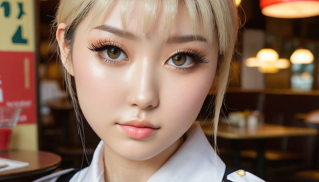 Tags: 21872187, SDXL
{"3": {"inputs": {"seed": 740702400134203, "steps": 64, "cfg": 6.61, "sampler_name": "dpmpp_2m", "scheduler": "karras", "denoise": 1.0, "model": ["27", 0], "positive": ["6", 0], "negative": ["7", 0], "latent_image": ["5", 0]}, "class_type": "KSampler"}, "4": {"inputs": {"ckpt_name": "juggernautxl.safetensors"}, "class_type": "CheckpointLoaderSimple"}, "5": {"inputs": {"width": 1344, "height": 768, "batch_size": 1}, "class_type": "EmptyLatentImage"}, "6": {"inputs": {"text": "22 year old girl, (japanese:1.10), (ukrainian:0.99), (temptress:0.97), (eyelashes:1.10), (detailed face:1.06), (idol:1.10), (seductive pose:0.95), (slim:0.96), (seductive facial expression:1.10), (sexy lips:0.99), (beautiful eyes:1.04), (pale skin:1.09), (blush:1.03), (cute:1.10), (double eyelids:1.13), (in a seductive pose:0.98), (large perky breasts:1.00), (cleavage:0.98), (thigh gap:1.00), (a waitress in uniform:1.04) working at a restaurant, (soft lighting:1.06), (portra:1.03), (natural looking skin:1.03), (film:1.09), (RAW:1.01), (textured skin:1.02), (candid cinema:1.05), (skin fuzz:1.07), (detailed skin:1.05)", "clip": ["27", 1]}, "class_type": "CLIPTextEncode"}, "7": {"inputs": {"text": "(worst quality:1.13), (open mouth:1.12), (twisted:1.10), (watermark:1.12), (low resolution:1.14), (bad hands:1.13), (distorted:1.09)", "clip": ["27", 1]}, "class_type": "CLIPTextEncode"}, "8": {"inputs": {"samples": ["3", 0], "vae": ["4", 2]}, "class_type": "VAEDecode"}, "25": {"inputs": {"lora_name": "nudify_xl.safetensors", "strength_model": 0.16, "strength_clip": 0.06, "model": ["4", 0], "clip": ["4", 1]}, "class_type": "LoraLoader"}, "26": {"inputs": {"lora_name": "shirtlift_SDXL_v2.safetensors", "strength_model": 0.1, "strength_clip": 0.17, "model": ["25", 0], "clip": ["25", 1]}, "class_type": "LoraLoader"}, "27": {"inputs": {"lora_name": "PerfectEyesXL.safetensors", "strength_model": 0.19, "strength_clip": 0.1, "model": ["26", 0], "clip": ["26", 1]}, "class_type": "LoraLoader"}, "30": {"inputs": {"model_name": "4x_NMKD-Superscale-SP_178000_G.pth"}, "class_type": "UpscaleModelLoader"}, "31": {"inputs": {"upscale_model": ["30", 0], "image": ["8", 0]}, "class_type": "ImageUpscaleWithModel"}, "32": {"inputs": {"upscale_method": "lanczos", "scale_by": 0.5, "image": ["31", 0]}, "class_type": "ImageScaleBy"}, "33": {"inputs": {"pixels": ["32", 0], "vae": ["4", 2]}, "class_type": "VAEEncode"}, "34": {"inputs": {"seed": 740702400134203, "steps": 64, "cfg": 6.61, "sampler_name": "dpmpp_2m", "scheduler": "karras", "denoise": 0.3, "model": ["27", 0], "positive": ["6", 0], "negative": ["7", 0], "latent_image": ["33", 0]}, "class_type": "KSampler"}, "36": {"inputs": {"samples": ["34", 0], "vae": ["4", 2]}, "class_type": "VAEDecode"}, "39": {"inputs": {"filename_prefix": "comfyapi-1734639825148", "images": ["36", 0]}, "class_type": "SaveImage"}}