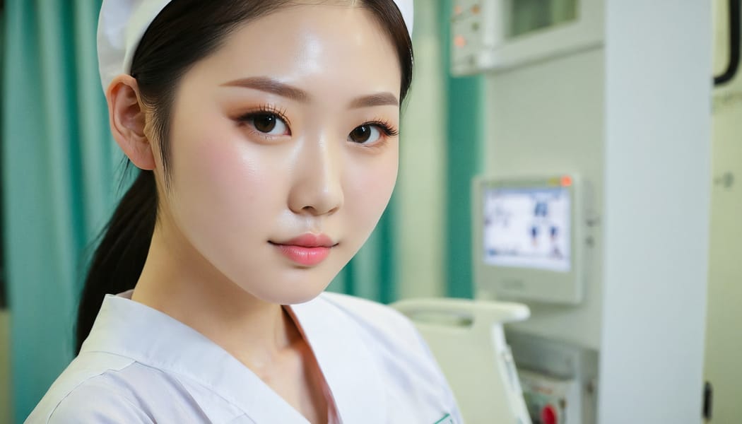 Tags: 21872187, SDXL
{"3": {"inputs": {"seed": 767125542136486, "steps": 32, "cfg": 6.84, "sampler_name": "dpmpp_2m", "scheduler": "karras", "denoise": 1.0, "model": ["27", 0], "positive": ["6", 0], "negative": ["7", 0], "latent_image": ["5", 0]}, "class_type": "KSampler"}, "4": {"inputs": {"ckpt_name": "juggernautxl.safetensors"}, "class_type": "CheckpointLoaderSimple"}, "5": {"inputs": {"width": 1344, "height": 768, "batch_size": 1}, "class_type": "EmptyLatentImage"}, "6": {"inputs": {"text": "26 year old girl, (taiwanese:1.01), (slim:0.96), (pale skin:1.12), (double eyelids:1.05), (seductive facial expression:0.97), (blush:0.99), (sexy lips:1.09), (seductive pose:1.06), (idol:1.03), (cute:1.05), (temptress:0.97), (detailed face:0.98), (eyelashes:1.02), (beautiful eyes:1.00), (on all fours:0.99), (spreading ass cheeks:1.12), (from behind:1.11), (backboob:1.09), (nurse in uniform:1.13) working in a hospital ward, (soft lighting:1.02), (skin fuzz:1.09), (detailed skin:1.02), (portra:1.09), (film:1.04), (candid cinema:1.05), (textured skin:1.01), (RAW:1.03), (natural looking skin:1.03)", "clip": ["27", 1]}, "class_type": "CLIPTextEncode"}, "7": {"inputs": {"text": "(twisted:1.11), (bad hands:1.14), (worst quality:1.07), (open mouth:1.14), (distorted:1.05), (low resolution:1.05), (watermark:1.06)", "clip": ["27", 1]}, "class_type": "CLIPTextEncode"}, "8": {"inputs": {"samples": ["3", 0], "vae": ["4", 2]}, "class_type": "VAEDecode"}, "25": {"inputs": {"lora_name": "nudify_xl.safetensors", "strength_model": 0.15, "strength_clip": 0.22, "model": ["4", 0], "clip": ["4", 1]}, "class_type": "LoraLoader"}, "26": {"inputs": {"lora_name": "shirtlift_SDXL_v2.safetensors", "strength_model": 0.09, "strength_clip": 0.16, "model": ["25", 0], "clip": ["25", 1]}, "class_type": "LoraLoader"}, "27": {"inputs": {"lora_name": "PerfectEyesXL.safetensors", "strength_model": 0.02, "strength_clip": 0.03, "model": ["26", 0], "clip": ["26", 1]}, "class_type": "LoraLoader"}, "30": {"inputs": {"model_name": "4x_NMKD-Superscale-SP_178000_G.pth"}, "class_type": "UpscaleModelLoader"}, "31": {"inputs": {"upscale_model": ["30", 0], "image": ["8", 0]}, "class_type": "ImageUpscaleWithModel"}, "32": {"inputs": {"upscale_method": "lanczos", "scale_by": 0.5, "image": ["31", 0]}, "class_type": "ImageScaleBy"}, "33": {"inputs": {"pixels": ["32", 0], "vae": ["4", 2]}, "class_type": "VAEEncode"}, "34": {"inputs": {"seed": 767125542136486, "steps": 32, "cfg": 6.84, "sampler_name": "dpmpp_2m", "scheduler": "karras", "denoise": 0.3, "model": ["27", 0], "positive": ["6", 0], "negative": ["7", 0], "latent_image": ["33", 0]}, "class_type": "KSampler"}, "36": {"inputs": {"samples": ["34", 0], "vae": ["4", 2]}, "class_type": "VAEDecode"}, "39": {"inputs": {"filename_prefix": "comfyapi-1726881450778", "images": ["36", 0]}, "class_type": "SaveImage"}}