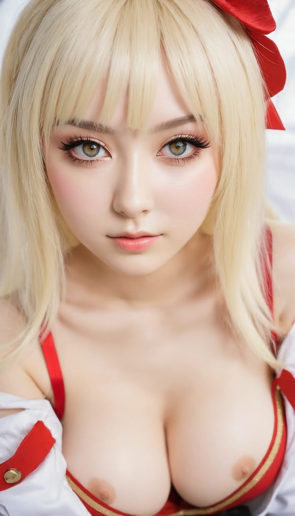 Tags: 21872187, SDXL
{"3": {"inputs": {"seed": 681686851931484, "steps": 64, "cfg": 5.84, "sampler_name": "dpmpp_2m", "scheduler": "karras", "denoise": 1.0, "model": ["27", 0], "positive": ["6", 0], "negative": ["7", 0], "latent_image": ["5", 0]}, "class_type": "KSampler"}, "4": {"inputs": {"ckpt_name": "juggernautxl.safetensors"}, "class_type": "CheckpointLoaderSimple"}, "5": {"inputs": {"width": 768, "height": 1344, "batch_size": 1}, "class_type": "EmptyLatentImage"}, "6": {"inputs": {"text": "21 year old girl, (russian:1.09), (detailed face:1.04), (slim:1.02), (seductive facial expression:1.12), (eyelashes:0.96), (idol:1.09), (pale skin:0.99), (temptress:0.97), (seductive pose:1.06), (cute:0.98), (beautiful eyes:1.09), (double eyelids:0.99), (blush:1.12), (in a seductive pose:1.04), (large perky breasts:1.00), (cleavage:1.12), (thigh gap:0.95), (in a cosplay:0.99) at comiket posing for camera, (film:1.01), (portra:1.00), (soft lighting:1.02), (candid cinema:1.04), (natural looking skin:1.09), (detailed skin:1.02), (skin fuzz:1.03), (RAW:1.00), (textured skin:1.03)", "clip": ["27", 1]}, "class_type": "CLIPTextEncode"}, "7": {"inputs": {"text": "(worst quality:1.06), (low resolution:1.13), (watermark:1.12), (open mouth:1.09), (distorted:1.10), (twisted:1.06), (bad hands:1.07)", "clip": ["27", 1]}, "class_type": "CLIPTextEncode"}, "8": {"inputs": {"samples": ["3", 0], "vae": ["4", 2]}, "class_type": "VAEDecode"}, "25": {"inputs": {"lora_name": "nudify_xl.safetensors", "strength_model": 0.17, "strength_clip": 0.28, "model": ["4", 0], "clip": ["4", 1]}, "class_type": "LoraLoader"}, "26": {"inputs": {"lora_name": "shirtlift_SDXL_v2.safetensors", "strength_model": 0.18, "strength_clip": 0.15, "model": ["25", 0], "clip": ["25", 1]}, "class_type": "LoraLoader"}, "27": {"inputs": {"lora_name": "PerfectEyesXL.safetensors", "strength_model": 0.04, "strength_clip": 0.11, "model": ["26", 0], "clip": ["26", 1]}, "class_type": "LoraLoader"}, "30": {"inputs": {"model_name": "4x_NMKD-Superscale-SP_178000_G.pth"}, "class_type": "UpscaleModelLoader"}, "31": {"inputs": {"upscale_model": ["30", 0], "image": ["8", 0]}, "class_type": "ImageUpscaleWithModel"}, "32": {"inputs": {"upscale_method": "lanczos", "scale_by": 0.5, "image": ["31", 0]}, "class_type": "ImageScaleBy"}, "33": {"inputs": {"pixels": ["32", 0], "vae": ["4", 2]}, "class_type": "VAEEncode"}, "34": {"inputs": {"seed": 681686851931484, "steps": 64, "cfg": 5.84, "sampler_name": "dpmpp_2m", "scheduler": "karras", "denoise": 0.3, "model": ["27", 0], "positive": ["6", 0], "negative": ["7", 0], "latent_image": ["33", 0]}, "class_type": "KSampler"}, "36": {"inputs": {"samples": ["34", 0], "vae": ["4", 2]}, "class_type": "VAEDecode"}, "39": {"inputs": {"filename_prefix": "comfyapi-1725045381811", "images": ["36", 0]}, "class_type": "SaveImage"}}