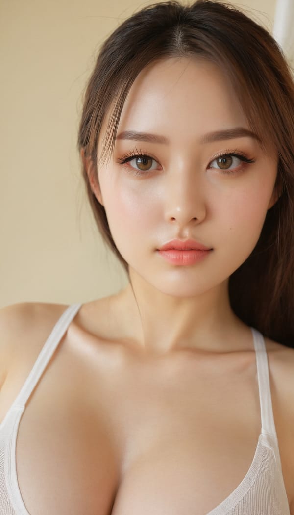 Tags: 21872187, SDXL
{"3": {"inputs": {"seed": 680176043859241, "steps": 64, "cfg": 5.08, "sampler_name": "dpmpp_2m", "scheduler": "karras", "denoise": 1.0, "model": ["27", 0], "positive": ["6", 0], "negative": ["7", 0], "latent_image": ["5", 0]}, "class_type": "KSampler"}, "4": {"inputs": {"ckpt_name": "juggernautxl.safetensors"}, "class_type": "CheckpointLoaderSimple"}, "5": {"inputs": {"width": 768, "height": 1344, "batch_size": 1}, "class_type": "EmptyLatentImage"}, "6": {"inputs": {"text": "24 year old girl, (eyelashes:1.05), (pale skin:0.96), (double eyelids:1.07), (seductive pose:1.05), (sexy lips:1.10), (slim:0.96), (temptress:1.05), (detailed face:1.08), (seductive facial expression:1.14), (idol:1.06), (blush:1.00), (beautiful eyes:1.10), (cute:1.06), (in a seductive pose:0.97), (large perky breasts:1.13), (cleavage:1.13), (thigh gap:1.10), (white tanktop:1.02), busy street, (RAW:1.06), (portra:1.01), (candid cinema:1.02), (detailed skin:1.00), (soft lighting:1.04), (film:1.05), (skin fuzz:1.00), (natural looking skin:1.00), (textured skin:1.04)", "clip": ["27", 1]}, "class_type": "CLIPTextEncode"}, "7": {"inputs": {"text": "(open mouth:1.11), (low resolution:1.14), (twisted:1.12), (worst quality:1.11), (watermark:1.13), (distorted:1.10), (bad hands:1.09)", "clip": ["27", 1]}, "class_type": "CLIPTextEncode"}, "8": {"inputs": {"samples": ["3", 0], "vae": ["4", 2]}, "class_type": "VAEDecode"}, "25": {"inputs": {"lora_name": "nudify_xl.safetensors", "strength_model": 0.09, "strength_clip": 0.12, "model": ["4", 0], "clip": ["4", 1]}, "class_type": "LoraLoader"}, "26": {"inputs": {"lora_name": "shirtlift_SDXL_v2.safetensors", "strength_model": 0.18, "strength_clip": 0.06, "model": ["25", 0], "clip": ["25", 1]}, "class_type": "LoraLoader"}, "27": {"inputs": {"lora_name": "PerfectEyesXL.safetensors", "strength_model": 0.09, "strength_clip": 0.01, "model": ["26", 0], "clip": ["26", 1]}, "class_type": "LoraLoader"}, "30": {"inputs": {"model_name": "4x_NMKD-Superscale-SP_178000_G.pth"}, "class_type": "UpscaleModelLoader"}, "31": {"inputs": {"upscale_model": ["30", 0], "image": ["8", 0]}, "class_type": "ImageUpscaleWithModel"}, "32": {"inputs": {"upscale_method": "lanczos", "scale_by": 0.5, "image": ["31", 0]}, "class_type": "ImageScaleBy"}, "33": {"inputs": {"pixels": ["32", 0], "vae": ["4", 2]}, "class_type": "VAEEncode"}, "34": {"inputs": {"seed": 680176043859241, "steps": 64, "cfg": 5.08, "sampler_name": "dpmpp_2m", "scheduler": "karras", "denoise": 0.3, "model": ["27", 0], "positive": ["6", 0], "negative": ["7", 0], "latent_image": ["33", 0]}, "class_type": "KSampler"}, "36": {"inputs": {"samples": ["34", 0], "vae": ["4", 2]}, "class_type": "VAEDecode"}, "39": {"inputs": {"filename_prefix": "comfyapi-1725927028556", "images": ["36", 0]}, "class_type": "SaveImage"}}