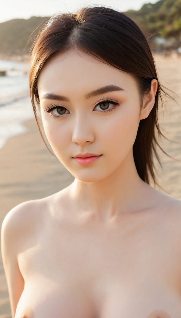 Tags: 21872187, SDXL
{"3": {"inputs": {"seed": 219592300538521, "steps": 32, "cfg": 6.59, "sampler_name": "dpmpp_2m", "scheduler": "karras", "denoise": 1.0, "model": ["27", 0], "positive": ["6", 0], "negative": ["7", 0], "latent_image": ["5", 0]}, "class_type": "KSampler"}, "4": {"inputs": {"ckpt_name": "juggernautXL_v8Rundiffusion.safetensors"}, "class_type": "CheckpointLoaderSimple"}, "5": {"inputs": {"width": 768, "height": 1344, "batch_size": 1}, "class_type": "EmptyLatentImage"}, "6": {"inputs": {"text": "26 year old girl, (eyelashes:1.09), (seductive pose:1.11), (slim:1.14), (double eyelids:1.04), (sexy lips:1.07), (beautiful eyes:1.11), (idol:1.03), (detailed face:1.01), (cute:1.01), (pale skin:0.95), (seductive facial expression:1.11), (blush:1.03), (temptress:1.04), (in a seductive pose:1.09), (large perky breasts:1.01), (cleavage:1.01), (thigh gap:0.97), strolling (nude:1.06) at a beach, (RAW:1.02), (textured skin:1.05), (portra:1.08), (candid cinema:1.07), (soft lighting:1.06), (detailed skin:1.05), (skin fuzz:1.09), (film:1.04), (natural looking skin:1.03)", "clip": ["27", 1]}, "class_type": "CLIPTextEncode"}, "7": {"inputs": {"text": "(worst quality:1.06), (watermark:1.09), (twisted:1.12), (low resolution:1.05), (bad hands:1.09), (distorted:1.07), (open mouth:1.13)", "clip": ["27", 1]}, "class_type": "CLIPTextEncode"}, "8": {"inputs": {"samples": ["3", 0], "vae": ["4", 2]}, "class_type": "VAEDecode"}, "25": {"inputs": {"lora_name": "nudify_xl.safetensors", "strength_model": 0.16, "strength_clip": 0.11, "model": ["4", 0], "clip": ["4", 1]}, "class_type": "LoraLoader"}, "26": {"inputs": {"lora_name": "shirtlift_SDXL_v2.safetensors", "strength_model": 0.0, "strength_clip": 0.07, "model": ["25", 0], "clip": ["25", 1]}, "class_type": "LoraLoader"}, "27": {"inputs": {"lora_name": "PerfectEyesXL.safetensors", "strength_model": 0.06, "strength_clip": 0.09, "model": ["26", 0], "clip": ["26", 1]}, "class_type": "LoraLoader"}, "30": {"inputs": {"model_name": "4x_NMKD-Superscale-SP_178000_G.pth"}, "class_type": "UpscaleModelLoader"}, "31": {"inputs": {"upscale_model": ["30", 0], "image": ["8", 0]}, "class_type": "ImageUpscaleWithModel"}, "32": {"inputs": {"upscale_method": "lanczos", "scale_by": 0.5, "image": ["31", 0]}, "class_type": "ImageScaleBy"}, "33": {"inputs": {"pixels": ["32", 0], "vae": ["4", 2]}, "class_type": "VAEEncode"}, "34": {"inputs": {"seed": 219592300538521, "steps": 32, "cfg": 6.59, "sampler_name": "dpmpp_2m", "scheduler": "karras", "denoise": 0.3, "model": ["27", 0], "positive": ["6", 0], "negative": ["7", 0], "latent_image": ["33", 0]}, "class_type": "KSampler"}, "36": {"inputs": {"samples": ["34", 0], "vae": ["4", 2]}, "class_type": "VAEDecode"}, "39": {"inputs": {"filename_prefix": "comfyapi-1708172784571", "images": ["36", 0]}, "class_type": "SaveImage"}}