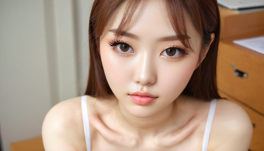 Tags: 21872187, SDXL
{"3": {"inputs": {"seed": 706407984611201, "steps": 64, "cfg": 7.04, "sampler_name": "dpmpp_2m", "scheduler": "karras", "denoise": 1.0, "model": ["27", 0], "positive": ["6", 0], "negative": ["7", 0], "latent_image": ["5", 0]}, "class_type": "KSampler"}, "4": {"inputs": {"ckpt_name": "juggernautxl.safetensors"}, "class_type": "CheckpointLoaderSimple"}, "5": {"inputs": {"width": 1344, "height": 768, "batch_size": 1}, "class_type": "EmptyLatentImage"}, "6": {"inputs": {"text": "25 year old girl, (russian:0.98), (korean:1.02), (japanese:1.03), (eyelashes:1.02), (detailed face:1.04), (sexy lips:1.11), (double eyelids:1.10), (beautiful eyes:1.13), (temptress:1.04), (blush:1.09), (seductive pose:0.99), (seductive facial expression:1.12), (pale skin:0.99), (idol:1.11), (slim:0.98), (cute:1.05), (in a seductive pose:1.09), (large perky breasts:1.07), (cleavage:1.05), (thigh gap:1.14), (an office lady:1.08), (portra:1.02), (skin fuzz:1.06), (soft lighting:1.06), (film:1.04), (RAW:1.04), (natural looking skin:1.08), (textured skin:1.02), (candid cinema:1.03), (detailed skin:1.08)", "clip": ["27", 1]}, "class_type": "CLIPTextEncode"}, "7": {"inputs": {"text": "(watermark:1.09), (open mouth:1.06), (bad hands:1.12), (twisted:1.10), (worst quality:1.07), (distorted:1.09), (low resolution:1.12)", "clip": ["27", 1]}, "class_type": "CLIPTextEncode"}, "8": {"inputs": {"samples": ["3", 0], "vae": ["4", 2]}, "class_type": "VAEDecode"}, "25": {"inputs": {"lora_name": "nudify_xl.safetensors", "strength_model": 0.24, "strength_clip": 0.1, "model": ["4", 0], "clip": ["4", 1]}, "class_type": "LoraLoader"}, "26": {"inputs": {"lora_name": "shirtlift_SDXL_v2.safetensors", "strength_model": 0.11, "strength_clip": 0.09, "model": ["25", 0], "clip": ["25", 1]}, "class_type": "LoraLoader"}, "27": {"inputs": {"lora_name": "PerfectEyesXL.safetensors", "strength_model": 0.06, "strength_clip": 0.09, "model": ["26", 0], "clip": ["26", 1]}, "class_type": "LoraLoader"}, "30": {"inputs": {"model_name": "4x_NMKD-Superscale-SP_178000_G.pth"}, "class_type": "UpscaleModelLoader"}, "31": {"inputs": {"upscale_model": ["30", 0], "image": ["8", 0]}, "class_type": "ImageUpscaleWithModel"}, "32": {"inputs": {"upscale_method": "lanczos", "scale_by": 0.5, "image": ["31", 0]}, "class_type": "ImageScaleBy"}, "33": {"inputs": {"pixels": ["32", 0], "vae": ["4", 2]}, "class_type": "VAEEncode"}, "34": {"inputs": {"seed": 706407984611201, "steps": 64, "cfg": 7.04, "sampler_name": "dpmpp_2m", "scheduler": "karras", "denoise": 0.3, "model": ["27", 0], "positive": ["6", 0], "negative": ["7", 0], "latent_image": ["33", 0]}, "class_type": "KSampler"}, "36": {"inputs": {"samples": ["34", 0], "vae": ["4", 2]}, "class_type": "VAEDecode"}, "39": {"inputs": {"filename_prefix": "comfyapi-1735168689358", "images": ["36", 0]}, "class_type": "SaveImage"}}