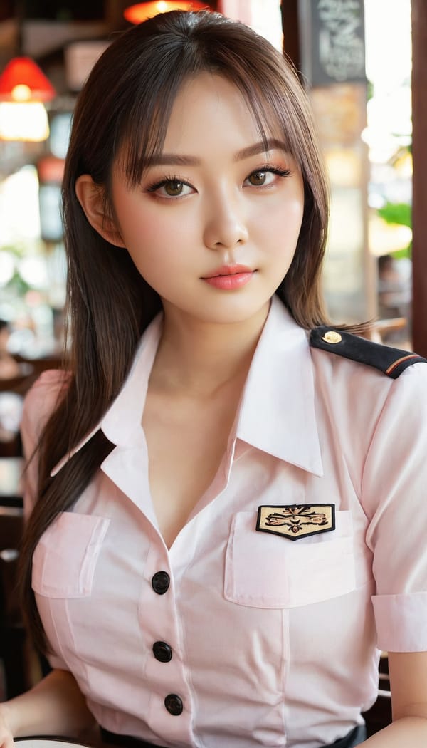 Tags: 21872187, SDXL
{"3": {"inputs": {"seed": 992976499730236, "steps": 64, "cfg": 6.8, "sampler_name": "dpmpp_2m", "scheduler": "karras", "denoise": 1.0, "model": ["27", 0], "positive": ["6", 0], "negative": ["7", 0], "latent_image": ["5", 0]}, "class_type": "KSampler"}, "4": {"inputs": {"ckpt_name": "juggernautxl.safetensors"}, "class_type": "CheckpointLoaderSimple"}, "5": {"inputs": {"width": 768, "height": 1344, "batch_size": 1}, "class_type": "EmptyLatentImage"}, "6": {"inputs": {"text": "27 year old girl, (detailed face:0.96), (beautiful eyes:1.14), (idol:1.03), (eyelashes:1.00), (double eyelids:0.96), (blush:0.99), (pale skin:1.02), (cute:1.09), (slim:1.02), (sexy lips:1.11), (temptress:1.12), (seductive facial expression:0.99), (seductive pose:1.10), (in a seductive pose:1.11), (large perky breasts:0.95), (cleavage:0.98), (thigh gap:1.00), (a waitress in uniform:1.04) working at a restaurant, (skin fuzz:1.09), (film:1.01), (candid cinema:1.02), (portra:1.06), (soft lighting:1.01), (detailed skin:1.09), (RAW:1.04), (natural looking skin:1.01), (textured skin:1.09)", "clip": ["27", 1]}, "class_type": "CLIPTextEncode"}, "7": {"inputs": {"text": "(low resolution:1.10), (distorted:1.08), (twisted:1.13), (worst quality:1.09), (watermark:1.07), (open mouth:1.06), (bad hands:1.10)", "clip": ["27", 1]}, "class_type": "CLIPTextEncode"}, "8": {"inputs": {"samples": ["3", 0], "vae": ["4", 2]}, "class_type": "VAEDecode"}, "25": {"inputs": {"lora_name": "nudify_xl.safetensors", "strength_model": 0.22, "strength_clip": 0.22, "model": ["4", 0], "clip": ["4", 1]}, "class_type": "LoraLoader"}, "26": {"inputs": {"lora_name": "shirtlift_SDXL_v2.safetensors", "strength_model": 0.02, "strength_clip": 0.12, "model": ["25", 0], "clip": ["25", 1]}, "class_type": "LoraLoader"}, "27": {"inputs": {"lora_name": "PerfectEyesXL.safetensors", "strength_model": 0.06, "strength_clip": 0.17, "model": ["26", 0], "clip": ["26", 1]}, "class_type": "LoraLoader"}, "30": {"inputs": {"model_name": "4x_NMKD-Superscale-SP_178000_G.pth"}, "class_type": "UpscaleModelLoader"}, "31": {"inputs": {"upscale_model": ["30", 0], "image": ["8", 0]}, "class_type": "ImageUpscaleWithModel"}, "32": {"inputs": {"upscale_method": "lanczos", "scale_by": 0.5, "image": ["31", 0]}, "class_type": "ImageScaleBy"}, "33": {"inputs": {"pixels": ["32", 0], "vae": ["4", 2]}, "class_type": "VAEEncode"}, "34": {"inputs": {"seed": 992976499730236, "steps": 64, "cfg": 6.8, "sampler_name": "dpmpp_2m", "scheduler": "karras", "denoise": 0.3, "model": ["27", 0], "positive": ["6", 0], "negative": ["7", 0], "latent_image": ["33", 0]}, "class_type": "KSampler"}, "36": {"inputs": {"samples": ["34", 0], "vae": ["4", 2]}, "class_type": "VAEDecode"}, "39": {"inputs": {"filename_prefix": "comfyapi-1724009259963", "images": ["36", 0]}, "class_type": "SaveImage"}}