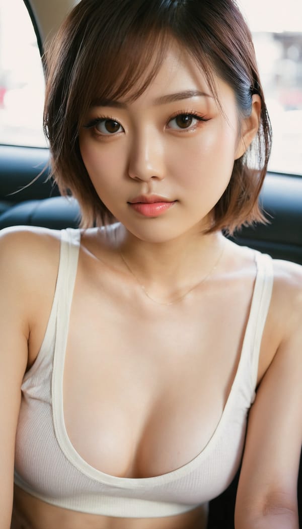 Tags: 21872187, SDXL
{"3": {"inputs": {"seed": 369107995523698, "steps": 64, "cfg": 7.38, "sampler_name": "dpmpp_2m", "scheduler": "karras", "denoise": 1.0, "model": ["27", 0], "positive": ["6", 0], "negative": ["7", 0], "latent_image": ["5", 0]}, "class_type": "KSampler"}, "4": {"inputs": {"ckpt_name": "juggernautxl.safetensors"}, "class_type": "CheckpointLoaderSimple"}, "5": {"inputs": {"width": 768, "height": 1344, "batch_size": 1}, "class_type": "EmptyLatentImage"}, "6": {"inputs": {"text": "28 year old girl, (japanese:0.96), (double eyelids:1.13), (sexy lips:1.02), (seductive facial expression:1.07), (cute:0.95), (beautiful eyes:1.07), (blush:1.00), (eyelashes:1.08), (temptress:1.04), (seductive pose:0.97), (slim:1.14), (pale skin:1.09), (detailed face:0.99), (in a seductive pose:1.03), (large perky breasts:1.01), (cleavage:1.05), (thigh gap:1.13), (white tanktop:1.06), busy street, (portra:1.01), (film:1.06), (textured skin:1.07), (detailed skin:1.02), (soft lighting:1.06), (RAW:1.04), (natural looking skin:1.03), (candid cinema:1.07), (skin fuzz:1.08)", "clip": ["27", 1]}, "class_type": "CLIPTextEncode"}, "7": {"inputs": {"text": "(low resolution:1.06), (twisted:1.09), (worst quality:1.08), (distorted:1.05), (open mouth:1.14), (watermark:1.10), (bad hands:1.08)", "clip": ["27", 1]}, "class_type": "CLIPTextEncode"}, "8": {"inputs": {"samples": ["3", 0], "vae": ["4", 2]}, "class_type": "VAEDecode"}, "25": {"inputs": {"lora_name": "nudify_xl.safetensors", "strength_model": 0.23, "strength_clip": 0.04, "model": ["4", 0], "clip": ["4", 1]}, "class_type": "LoraLoader"}, "26": {"inputs": {"lora_name": "shirtlift_SDXL_v2.safetensors", "strength_model": 0.0, "strength_clip": 0.13, "model": ["25", 0], "clip": ["25", 1]}, "class_type": "LoraLoader"}, "27": {"inputs": {"lora_name": "PerfectEyesXL.safetensors", "strength_model": 0.09, "strength_clip": 0.12, "model": ["26", 0], "clip": ["26", 1]}, "class_type": "LoraLoader"}, "30": {"inputs": {"model_name": "4x_NMKD-Superscale-SP_178000_G.pth"}, "class_type": "UpscaleModelLoader"}, "31": {"inputs": {"upscale_model": ["30", 0], "image": ["8", 0]}, "class_type": "ImageUpscaleWithModel"}, "32": {"inputs": {"upscale_method": "lanczos", "scale_by": 0.5, "image": ["31", 0]}, "class_type": "ImageScaleBy"}, "33": {"inputs": {"pixels": ["32", 0], "vae": ["4", 2]}, "class_type": "VAEEncode"}, "34": {"inputs": {"seed": 369107995523698, "steps": 64, "cfg": 7.38, "sampler_name": "dpmpp_2m", "scheduler": "karras", "denoise": 0.3, "model": ["27", 0], "positive": ["6", 0], "negative": ["7", 0], "latent_image": ["33", 0]}, "class_type": "KSampler"}, "36": {"inputs": {"samples": ["34", 0], "vae": ["4", 2]}, "class_type": "VAEDecode"}, "39": {"inputs": {"filename_prefix": "comfyapi-1713921376837", "images": ["36", 0]}, "class_type": "SaveImage"}}