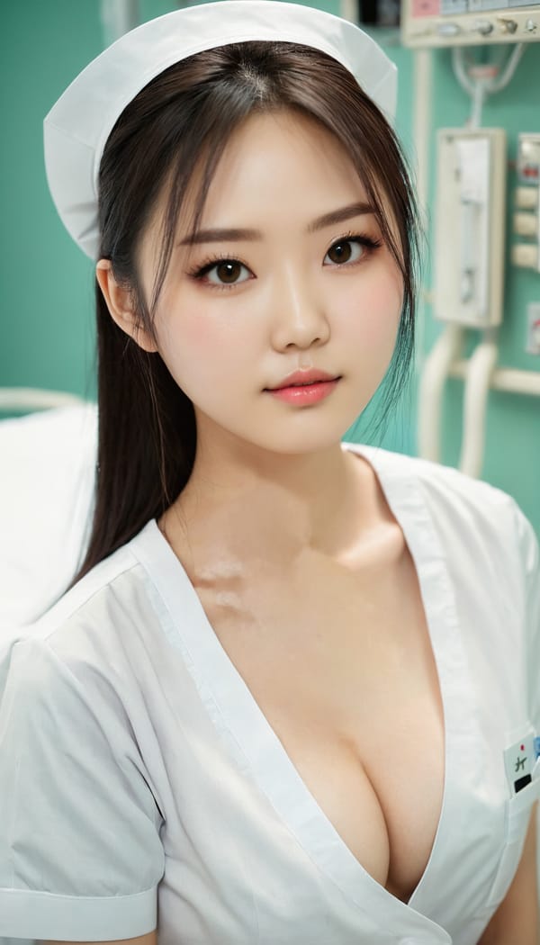 Tags: 21872187, SDXL
{"3": {"inputs": {"seed": 729367311556164, "steps": 32, "cfg": 5.44, "sampler_name": "dpmpp_2m", "scheduler": "karras", "denoise": 1.0, "model": ["27", 0], "positive": ["6", 0], "negative": ["7", 0], "latent_image": ["5", 0]}, "class_type": "KSampler"}, "4": {"inputs": {"ckpt_name": "juggernautxl.safetensors"}, "class_type": "CheckpointLoaderSimple"}, "5": {"inputs": {"width": 768, "height": 1344, "batch_size": 1}, "class_type": "EmptyLatentImage"}, "6": {"inputs": {"text": "23 year old girl, (chinese:1.12), (russian:1.01), (japanese:0.99), (idol:1.07), (sexy lips:1.02), (eyelashes:0.98), (double eyelids:0.96), (detailed face:1.09), (cute:1.02), (seductive facial expression:1.05), (beautiful eyes:1.13), (temptress:1.07), (blush:1.03), (seductive pose:0.96), (slim:1.14), (pale skin:1.10), (in a seductive pose:1.07), (large perky breasts:0.99), (cleavage:0.96), (thigh gap:1.08), (nurse in uniform:1.10) working in a hospital ward, (portra:1.01), (textured skin:1.02), (film:1.07), (natural looking skin:1.09), (soft lighting:1.01), (skin fuzz:1.03), (detailed skin:1.02), (RAW:1.06), (candid cinema:1.05)", "clip": ["27", 1]}, "class_type": "CLIPTextEncode"}, "7": {"inputs": {"text": "(bad hands:1.07), (worst quality:1.08), (open mouth:1.12), (watermark:1.12), (distorted:1.13), (twisted:1.14)", "clip": ["27", 1]}, "class_type": "CLIPTextEncode"}, "8": {"inputs": {"samples": ["3", 0], "vae": ["4", 2]}, "class_type": "VAEDecode"}, "25": {"inputs": {"lora_name": "nudify_xl.safetensors", "strength_model": 0.36, "strength_clip": 0.14, "model": ["4", 0], "clip": ["4", 1]}, "class_type": "LoraLoader"}, "26": {"inputs": {"lora_name": "shirtlift_SDXL_v2.safetensors", "strength_model": 0.09, "strength_clip": 0.07, "model": ["25", 0], "clip": ["25", 1]}, "class_type": "LoraLoader"}, "27": {"inputs": {"lora_name": "PerfectEyesXL.safetensors", "strength_model": 0.18, "strength_clip": 0.11, "model": ["26", 0], "clip": ["26", 1]}, "class_type": "LoraLoader"}, "30": {"inputs": {"model_name": "4x_NMKD-Superscale-SP_178000_G.pth"}, "class_type": "UpscaleModelLoader"}, "31": {"inputs": {"upscale_model": ["30", 0], "image": ["8", 0]}, "class_type": "ImageUpscaleWithModel"}, "32": {"inputs": {"upscale_method": "lanczos", "scale_by": 0.5, "image": ["31", 0]}, "class_type": "ImageScaleBy"}, "33": {"inputs": {"pixels": ["32", 0], "vae": ["4", 2]}, "class_type": "VAEEncode"}, "34": {"inputs": {"seed": 729367311556164, "steps": 32, "cfg": 5.44, "sampler_name": "dpmpp_2m", "scheduler": "karras", "denoise": 0.3, "model": ["27", 0], "positive": ["6", 0], "negative": ["7", 0], "latent_image": ["33", 0]}, "class_type": "KSampler"}, "36": {"inputs": {"samples": ["34", 0], "vae": ["4", 2]}, "class_type": "VAEDecode"}, "39": {"inputs": {"filename_prefix": "comfyapi-1735158576448", "images": ["36", 0]}, "class_type": "SaveImage"}}