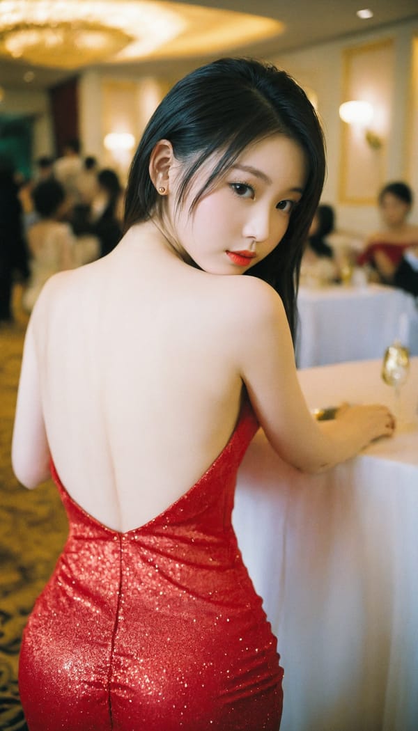 Tags: 21872187, SDXL
{"3": {"inputs": {"seed": 809234208222135, "steps": 64, "cfg": 5.01, "sampler_name": "dpmpp_2m", "scheduler": "karras", "denoise": 1.0, "model": ["27", 0], "positive": ["6", 0], "negative": ["7", 0], "latent_image": ["5", 0]}, "class_type": "KSampler"}, "4": {"inputs": {"ckpt_name": "helloworldxl.safetensors"}, "class_type": "CheckpointLoaderSimple"}, "5": {"inputs": {"width": 768, "height": 1344, "batch_size": 1}, "class_type": "EmptyLatentImage"}, "6": {"inputs": {"text": "21 year old girl, (taiwanese:1.10), (japanese:1.06), (detailed face:1.09), (temptress:1.04), (cute:1.01), (blush:1.02), (eyelashes:1.12), (seductive facial expression:1.12), (double eyelids:0.96), (idol:1.06), (seductive pose:0.97), (pale skin:1.04), (slim:1.09), (beautiful eyes:0.96), (sexy lips:1.01), (perky ass:1.10), (exposed ass:1.12), (looking back:1.06), (sexy ass:0.97), (thigh gap:1.02), (wearing a low-cut red dress:1.14) at a ballroom, (film:1.08), (RAW:1.05), (detailed skin:1.02), (textured skin:1.04), (skin fuzz:1.07), (natural looking skin:1.09), (candid cinema:1.02), (soft lighting:1.06), (portra:1.01)", "clip": ["27", 1]}, "class_type": "CLIPTextEncode"}, "7": {"inputs": {"text": "(watermark:1.11), (twisted:1.05), (open mouth:1.14), (distorted:1.08), (bad hands:1.09), (low resolution:1.05), (worst quality:1.13)", "clip": ["27", 1]}, "class_type": "CLIPTextEncode"}, "8": {"inputs": {"samples": ["3", 0], "vae": ["4", 2]}, "class_type": "VAEDecode"}, "25": {"inputs": {"lora_name": "nudify_xl.safetensors", "strength_model": 0.35, "strength_clip": 0.02, "model": ["4", 0], "clip": ["4", 1]}, "class_type": "LoraLoader"}, "26": {"inputs": {"lora_name": "shirtlift_SDXL_v2.safetensors", "strength_model": 0.11, "strength_clip": 0.07, "model": ["25", 0], "clip": ["25", 1]}, "class_type": "LoraLoader"}, "27": {"inputs": {"lora_name": "PerfectEyesXL.safetensors", "strength_model": 0.04, "strength_clip": 0.06, "model": ["26", 0], "clip": ["26", 1]}, "class_type": "LoraLoader"}, "30": {"inputs": {"model_name": "4x_NMKD-Superscale-SP_178000_G.pth"}, "class_type": "UpscaleModelLoader"}, "31": {"inputs": {"upscale_model": ["30", 0], "image": ["8", 0]}, "class_type": "ImageUpscaleWithModel"}, "32": {"inputs": {"upscale_method": "lanczos", "scale_by": 0.5, "image": ["31", 0]}, "class_type": "ImageScaleBy"}, "33": {"inputs": {"pixels": ["32", 0], "vae": ["4", 2]}, "class_type": "VAEEncode"}, "34": {"inputs": {"seed": 809234208222135, "steps": 64, "cfg": 5.01, "sampler_name": "dpmpp_2m", "scheduler": "karras", "denoise": 0.3, "model": ["27", 0], "positive": ["6", 0], "negative": ["7", 0], "latent_image": ["33", 0]}, "class_type": "KSampler"}, "36": {"inputs": {"samples": ["34", 0], "vae": ["4", 2]}, "class_type": "VAEDecode"}, "39": {"inputs": {"filename_prefix": "comfyapi-1731095465326", "images": ["36", 0]}, "class_type": "SaveImage"}}