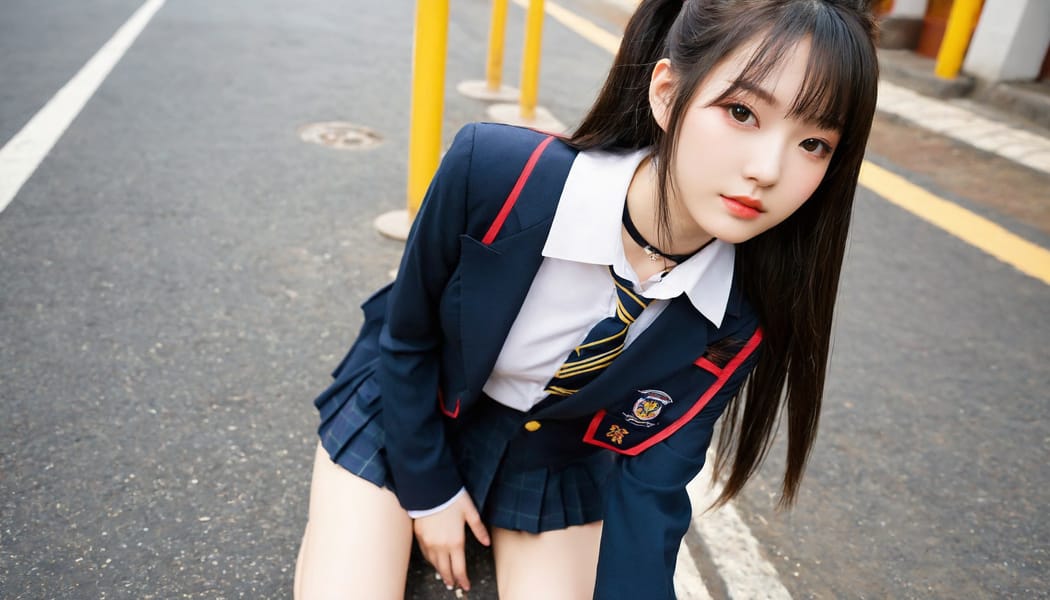 Tags: 21872187, SDXL
{"3": {"inputs": {"seed": 987035862346888, "steps": 32, "cfg": 7.02, "sampler_name": "dpmpp_2m", "scheduler": "karras", "denoise": 1.0, "model": ["27", 0], "positive": ["6", 0], "negative": ["7", 0], "latent_image": ["5", 0]}, "class_type": "KSampler"}, "4": {"inputs": {"ckpt_name": "helloworldxl.safetensors"}, "class_type": "CheckpointLoaderSimple"}, "5": {"inputs": {"width": 1344, "height": 768, "batch_size": 1}, "class_type": "EmptyLatentImage"}, "6": {"inputs": {"text": "19 year old girl, (japanese:1.05), (taiwanese:1.12), (chinese:1.12), (blush:0.97), (detailed face:1.06), (seductive pose:1.10), (beautiful eyes:1.12), (slim:0.97), (temptress:1.14), (sexy lips:1.11), (double eyelids:1.12), (idol:0.98), (cute:1.08), (pale skin:1.04), (seductive facial expression:1.03), (eyelashes:1.03), (perky ass:1.01), (exposed ass:1.04), (looking back:1.13), (sexy ass:1.06), (thigh gap:1.04), (school uniform:1.09), choker, busy street, (textured skin:1.01), (natural looking skin:1.04), (RAW:1.07), (skin fuzz:1.06), (portra:1.00), (detailed skin:1.05), (candid cinema:1.00), (soft lighting:1.02), (film:1.04)", "clip": ["27", 1]}, "class_type": "CLIPTextEncode"}, "7": {"inputs": {"text": "(distorted:1.13), (low resolution:1.12), (watermark:1.12), (worst quality:1.14), (open mouth:1.08), (twisted:1.07), (bad hands:1.11)", "clip": ["27", 1]}, "class_type": "CLIPTextEncode"}, "8": {"inputs": {"samples": ["3", 0], "vae": ["4", 2]}, "class_type": "VAEDecode"}, "25": {"inputs": {"lora_name": "nudify_xl.safetensors", "strength_model": 0.07, "strength_clip": 0.05, "model": ["4", 0], "clip": ["4", 1]}, "class_type": "LoraLoader"}, "26": {"inputs": {"lora_name": "shirtlift_SDXL_v2.safetensors", "strength_model": 0.02, "strength_clip": 0.13, "model": ["25", 0], "clip": ["25", 1]}, "class_type": "LoraLoader"}, "27": {"inputs": {"lora_name": "PerfectEyesXL.safetensors", "strength_model": 0.17, "strength_clip": 0.13, "model": ["26", 0], "clip": ["26", 1]}, "class_type": "LoraLoader"}, "30": {"inputs": {"model_name": "4x_NMKD-Superscale-SP_178000_G.pth"}, "class_type": "UpscaleModelLoader"}, "31": {"inputs": {"upscale_model": ["30", 0], "image": ["8", 0]}, "class_type": "ImageUpscaleWithModel"}, "32": {"inputs": {"upscale_method": "lanczos", "scale_by": 0.5, "image": ["31", 0]}, "class_type": "ImageScaleBy"}, "33": {"inputs": {"pixels": ["32", 0], "vae": ["4", 2]}, "class_type": "VAEEncode"}, "34": {"inputs": {"seed": 987035862346888, "steps": 32, "cfg": 7.02, "sampler_name": "dpmpp_2m", "scheduler": "karras", "denoise": 0.3, "model": ["27", 0], "positive": ["6", 0], "negative": ["7", 0], "latent_image": ["33", 0]}, "class_type": "KSampler"}, "36": {"inputs": {"samples": ["34", 0], "vae": ["4", 2]}, "class_type": "VAEDecode"}, "39": {"inputs": {"filename_prefix": "comfyapi-1734057176682", "images": ["36", 0]}, "class_type": "SaveImage"}}