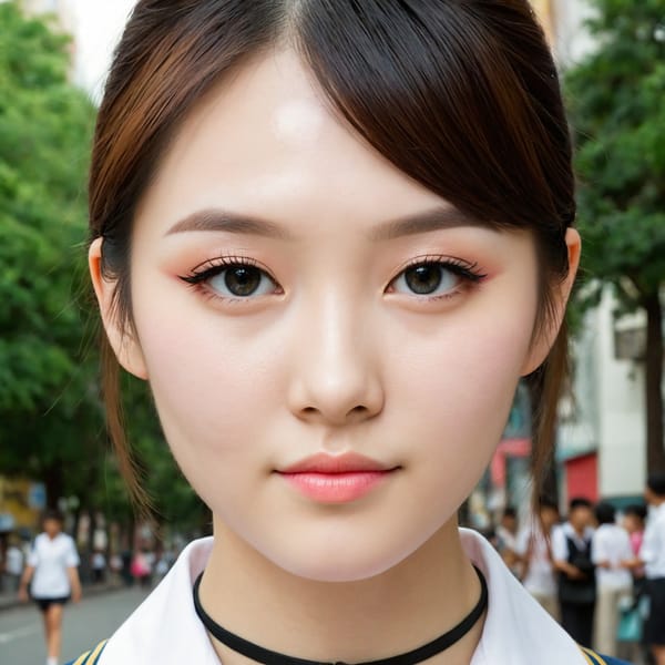 Tags: 21872187, SDXL
{"3": {"inputs": {"seed": 483229235499998, "steps": 32, "cfg": 7.45, "sampler_name": "dpmpp_2m", "scheduler": "karras", "denoise": 1.0, "model": ["27", 0], "positive": ["6", 0], "negative": ["7", 0], "latent_image": ["5", 0]}, "class_type": "KSampler"}, "4": {"inputs": {"ckpt_name": "juggernautXL_v8Rundiffusion.safetensors"}, "class_type": "CheckpointLoaderSimple"}, "5": {"inputs": {"width": 1024, "height": 1024, "batch_size": 1}, "class_type": "EmptyLatentImage"}, "6": {"inputs": {"text": "24 year old girl, (ukrainian:1.08), (taiwanese:1.08), (eyelashes:0.95), (cute:1.10), (sexy lips:1.04), (pale skin:1.02), (seductive pose:1.03), (blush:1.06), (double eyelids:1.01), (temptress:1.14), (seductive facial expression:1.04), (detailed face:1.07), (idol:1.11), (slim:1.00), (beautiful eyes:1.08), (in a seductive pose:1.02), (large perky breasts:1.05), (cleavage:1.11), (thigh gap:0.99), (school uniform:0.98), choker, busy street, (candid cinema:1.07), (natural looking skin:1.06), (skin fuzz:1.03), (RAW:1.07), (portra:1.04), (textured skin:1.07), (soft lighting:1.02), (film:1.05), (detailed skin:1.07)", "clip": ["27", 1]}, "class_type": "CLIPTextEncode"}, "7": {"inputs": {"text": "(distorted:1.09), (watermark:1.06), (twisted:1.05), (low resolution:1.11), (open mouth:1.10), (bad hands:1.12), (worst quality:1.12)", "clip": ["27", 1]}, "class_type": "CLIPTextEncode"}, "8": {"inputs": {"samples": ["3", 0], "vae": ["4", 2]}, "class_type": "VAEDecode"}, "25": {"inputs": {"lora_name": "nudify_xl.safetensors", "strength_model": 0.31, "strength_clip": 0.28, "model": ["4", 0], "clip": ["4", 1]}, "class_type": "LoraLoader"}, "26": {"inputs": {"lora_name": "shirtlift_SDXL_v2.safetensors", "strength_model": 0.03, "strength_clip": 0.14, "model": ["25", 0], "clip": ["25", 1]}, "class_type": "LoraLoader"}, "27": {"inputs": {"lora_name": "PerfectEyesXL.safetensors", "strength_model": 0.03, "strength_clip": 0.11, "model": ["26", 0], "clip": ["26", 1]}, "class_type": "LoraLoader"}, "30": {"inputs": {"model_name": "4x_NMKD-Superscale-SP_178000_G.pth"}, "class_type": "UpscaleModelLoader"}, "31": {"inputs": {"upscale_model": ["30", 0], "image": ["8", 0]}, "class_type": "ImageUpscaleWithModel"}, "32": {"inputs": {"upscale_method": "lanczos", "scale_by": 0.5, "image": ["31", 0]}, "class_type": "ImageScaleBy"}, "33": {"inputs": {"pixels": ["32", 0], "vae": ["4", 2]}, "class_type": "VAEEncode"}, "34": {"inputs": {"seed": 483229235499998, "steps": 32, "cfg": 7.45, "sampler_name": "dpmpp_2m", "scheduler": "karras", "denoise": 0.3, "model": ["27", 0], "positive": ["6", 0], "negative": ["7", 0], "latent_image": ["33", 0]}, "class_type": "KSampler"}, "36": {"inputs": {"samples": ["34", 0], "vae": ["4", 2]}, "class_type": "VAEDecode"}, "39": {"inputs": {"filename_prefix": "comfyapi-1707960115190", "images": ["36", 0]}, "class_type": "SaveImage"}}