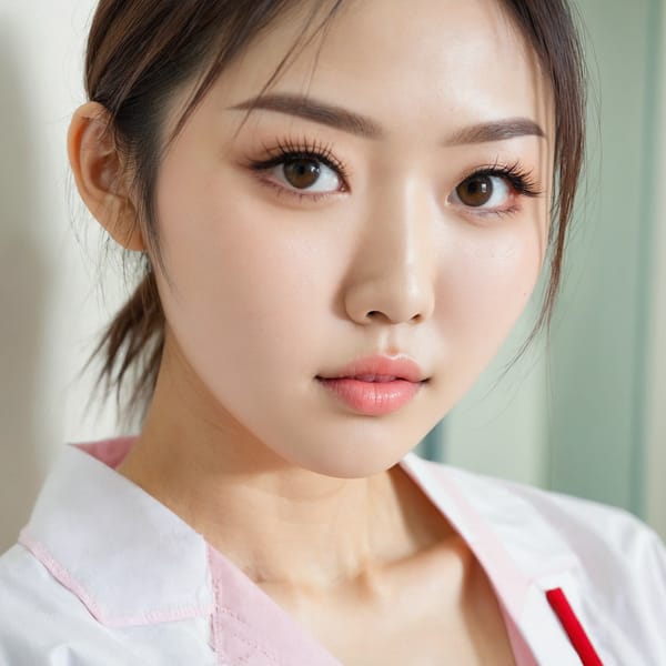 Tags: 21872187, SDXL
{"3": {"inputs": {"seed": 390328503919496, "steps": 32, "cfg": 6.45, "sampler_name": "dpmpp_2m", "scheduler": "karras", "denoise": 1.0, "model": ["27", 0], "positive": ["6", 0], "negative": ["7", 0], "latent_image": ["5", 0]}, "class_type": "KSampler"}, "4": {"inputs": {"ckpt_name": "juggernautxl.safetensors"}, "class_type": "CheckpointLoaderSimple"}, "5": {"inputs": {"width": 1024, "height": 1024, "batch_size": 1}, "class_type": "EmptyLatentImage"}, "6": {"inputs": {"text": "26 year old girl, (japanese:1.05), (beautiful eyes:0.99), (sexy lips:1.12), (blush:1.08), (slim:1.07), (cute:1.12), (double eyelids:1.09), (seductive facial expression:1.03), (temptress:1.01), (idol:0.98), (seductive pose:1.10), (eyelashes:1.09), (pale skin:1.01), (perky ass:1.06), (exposed ass:1.09), (looking back:1.02), (sexy ass:1.02), (thigh gap:1.04), (nurse in uniform:0.95) working in a hospital ward, (film:1.00), (detailed skin:1.02), (portra:1.05), (soft lighting:1.00), (natural looking skin:1.06), (candid cinema:1.00), (RAW:1.09), (skin fuzz:1.02), (textured skin:1.05)", "clip": ["27", 1]}, "class_type": "CLIPTextEncode"}, "7": {"inputs": {"text": "(worst quality:1.13), (watermark:1.06), (bad hands:1.06), (low resolution:1.13), (distorted:1.10), (twisted:1.06)", "clip": ["27", 1]}, "class_type": "CLIPTextEncode"}, "8": {"inputs": {"samples": ["3", 0], "vae": ["4", 2]}, "class_type": "VAEDecode"}, "25": {"inputs": {"lora_name": "nudify_xl.safetensors", "strength_model": 0.21, "strength_clip": 0.12, "model": ["4", 0], "clip": ["4", 1]}, "class_type": "LoraLoader"}, "26": {"inputs": {"lora_name": "shirtlift_SDXL_v2.safetensors", "strength_model": 0.11, "strength_clip": 0.1, "model": ["25", 0], "clip": ["25", 1]}, "class_type": "LoraLoader"}, "27": {"inputs": {"lora_name": "PerfectEyesXL.safetensors", "strength_model": 0.19, "strength_clip": 0.1, "model": ["26", 0], "clip": ["26", 1]}, "class_type": "LoraLoader"}, "30": {"inputs": {"model_name": "4x_NMKD-Superscale-SP_178000_G.pth"}, "class_type": "UpscaleModelLoader"}, "31": {"inputs": {"upscale_model": ["30", 0], "image": ["8", 0]}, "class_type": "ImageUpscaleWithModel"}, "32": {"inputs": {"upscale_method": "lanczos", "scale_by": 0.5, "image": ["31", 0]}, "class_type": "ImageScaleBy"}, "33": {"inputs": {"pixels": ["32", 0], "vae": ["4", 2]}, "class_type": "VAEEncode"}, "34": {"inputs": {"seed": 390328503919496, "steps": 32, "cfg": 6.45, "sampler_name": "dpmpp_2m", "scheduler": "karras", "denoise": 0.3, "model": ["27", 0], "positive": ["6", 0], "negative": ["7", 0], "latent_image": ["33", 0]}, "class_type": "KSampler"}, "36": {"inputs": {"samples": ["34", 0], "vae": ["4", 2]}, "class_type": "VAEDecode"}, "39": {"inputs": {"filename_prefix": "comfyapi-1713777830169", "images": ["36", 0]}, "class_type": "SaveImage"}}