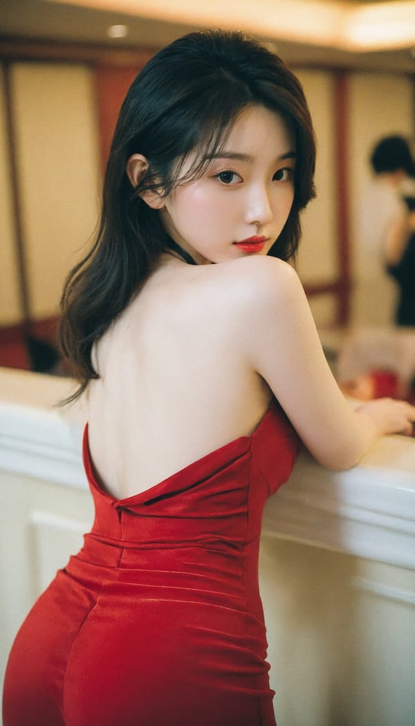 Tags: 21872187, SDXL
{"3": {"inputs": {"seed": 126586079179034, "steps": 32, "cfg": 5.15, "sampler_name": "dpmpp_2m", "scheduler": "karras", "denoise": 1.0, "model": ["27", 0], "positive": ["6", 0], "negative": ["7", 0], "latent_image": ["5", 0]}, "class_type": "KSampler"}, "4": {"inputs": {"ckpt_name": "helloworldxl.safetensors"}, "class_type": "CheckpointLoaderSimple"}, "5": {"inputs": {"width": 768, "height": 1344, "batch_size": 1}, "class_type": "EmptyLatentImage"}, "6": {"inputs": {"text": "23 year old girl, (korean:1.14), (detailed face:1.11), (seductive pose:0.95), (idol:0.99), (sexy lips:1.13), (eyelashes:0.95), (slim:1.01), (beautiful eyes:1.09), (blush:0.97), (seductive facial expression:1.14), (double eyelids:1.00), (temptress:0.96), (pale skin:1.12), (perky ass:1.00), (exposed ass:1.08), (looking back:1.04), (sexy ass:1.09), (thigh gap:1.13), (wearing a low-cut red dress:1.09) at a ballroom, (portra:1.07), (skin fuzz:1.08), (textured skin:1.00), (soft lighting:1.01), (natural looking skin:1.08), (film:1.08), (RAW:1.03), (detailed skin:1.02), (candid cinema:1.08)", "clip": ["27", 1]}, "class_type": "CLIPTextEncode"}, "7": {"inputs": {"text": "(watermark:1.05), (open mouth:1.10), (bad hands:1.13), (worst quality:1.11), (distorted:1.06), (twisted:1.14), (low resolution:1.05)", "clip": ["27", 1]}, "class_type": "CLIPTextEncode"}, "8": {"inputs": {"samples": ["3", 0], "vae": ["4", 2]}, "class_type": "VAEDecode"}, "25": {"inputs": {"lora_name": "nudify_xl.safetensors", "strength_model": 0.16, "strength_clip": 0.14, "model": ["4", 0], "clip": ["4", 1]}, "class_type": "LoraLoader"}, "26": {"inputs": {"lora_name": "shirtlift_SDXL_v2.safetensors", "strength_model": 0.0, "strength_clip": 0.05, "model": ["25", 0], "clip": ["25", 1]}, "class_type": "LoraLoader"}, "27": {"inputs": {"lora_name": "PerfectEyesXL.safetensors", "strength_model": 0.16, "strength_clip": 0.09, "model": ["26", 0], "clip": ["26", 1]}, "class_type": "LoraLoader"}, "30": {"inputs": {"model_name": "4x_NMKD-Superscale-SP_178000_G.pth"}, "class_type": "UpscaleModelLoader"}, "31": {"inputs": {"upscale_model": ["30", 0], "image": ["8", 0]}, "class_type": "ImageUpscaleWithModel"}, "32": {"inputs": {"upscale_method": "lanczos", "scale_by": 0.5, "image": ["31", 0]}, "class_type": "ImageScaleBy"}, "33": {"inputs": {"pixels": ["32", 0], "vae": ["4", 2]}, "class_type": "VAEEncode"}, "34": {"inputs": {"seed": 126586079179034, "steps": 32, "cfg": 5.15, "sampler_name": "dpmpp_2m", "scheduler": "karras", "denoise": 0.3, "model": ["27", 0], "positive": ["6", 0], "negative": ["7", 0], "latent_image": ["33", 0]}, "class_type": "KSampler"}, "36": {"inputs": {"samples": ["34", 0], "vae": ["4", 2]}, "class_type": "VAEDecode"}, "39": {"inputs": {"filename_prefix": "comfyapi-1733992736109", "images": ["36", 0]}, "class_type": "SaveImage"}}