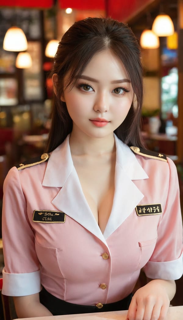 Tags: 21872187, SDXL
{"3": {"inputs": {"seed": 127259891113165, "steps": 64, "cfg": 5.29, "sampler_name": "dpmpp_2m", "scheduler": "karras", "denoise": 1.0, "model": ["27", 0], "positive": ["6", 0], "negative": ["7", 0], "latent_image": ["5", 0]}, "class_type": "KSampler"}, "4": {"inputs": {"ckpt_name": "juggernautxl.safetensors"}, "class_type": "CheckpointLoaderSimple"}, "5": {"inputs": {"width": 768, "height": 1344, "batch_size": 1}, "class_type": "EmptyLatentImage"}, "6": {"inputs": {"text": "23 year old girl, (temptress:0.95), (idol:1.14), (seductive facial expression:1.10), (seductive pose:0.96), (sexy lips:1.09), (cute:0.97), (pale skin:0.96), (blush:1.11), (slim:0.98), (beautiful eyes:0.99), (double eyelids:0.96), (eyelashes:1.04), (detailed face:0.95), (in a seductive pose:0.98), (large perky breasts:0.97), (cleavage:1.08), (thigh gap:1.07), (a waitress in uniform:1.06) working at a restaurant, (skin fuzz:1.02), (candid cinema:1.02), (portra:1.07), (soft lighting:1.09), (RAW:1.07), (textured skin:1.08), (natural looking skin:1.00), (detailed skin:1.05), (film:1.05)", "clip": ["27", 1]}, "class_type": "CLIPTextEncode"}, "7": {"inputs": {"text": "(bad hands:1.07), (watermark:1.11), (distorted:1.13), (twisted:1.11), (worst quality:1.11), (low resolution:1.12), (open mouth:1.13)", "clip": ["27", 1]}, "class_type": "CLIPTextEncode"}, "8": {"inputs": {"samples": ["3", 0], "vae": ["4", 2]}, "class_type": "VAEDecode"}, "25": {"inputs": {"lora_name": "nudify_xl.safetensors", "strength_model": 0.32, "strength_clip": 0.38, "model": ["4", 0], "clip": ["4", 1]}, "class_type": "LoraLoader"}, "26": {"inputs": {"lora_name": "shirtlift_SDXL_v2.safetensors", "strength_model": 0.02, "strength_clip": 0.02, "model": ["25", 0], "clip": ["25", 1]}, "class_type": "LoraLoader"}, "27": {"inputs": {"lora_name": "PerfectEyesXL.safetensors", "strength_model": 0.14, "strength_clip": 0.19, "model": ["26", 0], "clip": ["26", 1]}, "class_type": "LoraLoader"}, "30": {"inputs": {"model_name": "4x_NMKD-Superscale-SP_178000_G.pth"}, "class_type": "UpscaleModelLoader"}, "31": {"inputs": {"upscale_model": ["30", 0], "image": ["8", 0]}, "class_type": "ImageUpscaleWithModel"}, "32": {"inputs": {"upscale_method": "lanczos", "scale_by": 0.5, "image": ["31", 0]}, "class_type": "ImageScaleBy"}, "33": {"inputs": {"pixels": ["32", 0], "vae": ["4", 2]}, "class_type": "VAEEncode"}, "34": {"inputs": {"seed": 127259891113165, "steps": 64, "cfg": 5.29, "sampler_name": "dpmpp_2m", "scheduler": "karras", "denoise": 0.3, "model": ["27", 0], "positive": ["6", 0], "negative": ["7", 0], "latent_image": ["33", 0]}, "class_type": "KSampler"}, "36": {"inputs": {"samples": ["34", 0], "vae": ["4", 2]}, "class_type": "VAEDecode"}, "39": {"inputs": {"filename_prefix": "comfyapi-1724142095910", "images": ["36", 0]}, "class_type": "SaveImage"}}