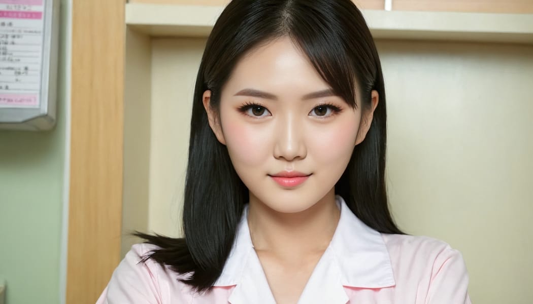 Tags: 21872187, SDXL
{"3": {"inputs": {"seed": 293577681846709, "steps": 64, "cfg": 6.29, "sampler_name": "dpmpp_2m", "scheduler": "karras", "denoise": 1.0, "model": ["27", 0], "positive": ["6", 0], "negative": ["7", 0], "latent_image": ["5", 0]}, "class_type": "KSampler"}, "4": {"inputs": {"ckpt_name": "juggernautXL_v8Rundiffusion.safetensors"}, "class_type": "CheckpointLoaderSimple"}, "5": {"inputs": {"width": 1344, "height": 768, "batch_size": 1}, "class_type": "EmptyLatentImage"}, "6": {"inputs": {"text": "26 year old girl, (taiwanese:1.06), (sexy lips:1.00), (blush:1.13), (double eyelids:1.13), (eyelashes:1.12), (idol:1.14), (cute:1.03), (slim:1.07), (beautiful eyes:0.99), (detailed face:1.13), (seductive pose:1.00), (seductive facial expression:1.06), (temptress:0.95), (pale skin:1.10), (in a seductive pose:1.13), (large perky breasts:1.08), (cleavage:1.03), (thigh gap:1.12), (nurse in uniform:0.95) working in a hospital ward, (RAW:1.00), (candid cinema:1.02), (soft lighting:1.01), (textured skin:1.04), (natural looking skin:1.00), (film:1.01), (portra:1.03), (detailed skin:1.04), (skin fuzz:1.08)", "clip": ["27", 1]}, "class_type": "CLIPTextEncode"}, "7": {"inputs": {"text": "(watermark:1.12), (open mouth:1.11), (low resolution:1.08), (distorted:1.14), (twisted:1.07), (bad hands:1.12), (worst quality:1.11)", "clip": ["27", 1]}, "class_type": "CLIPTextEncode"}, "8": {"inputs": {"samples": ["3", 0], "vae": ["4", 2]}, "class_type": "VAEDecode"}, "25": {"inputs": {"lora_name": "nudify_xl.safetensors", "strength_model": 0.28, "strength_clip": 0.02, "model": ["4", 0], "clip": ["4", 1]}, "class_type": "LoraLoader"}, "26": {"inputs": {"lora_name": "shirtlift_SDXL_v2.safetensors", "strength_model": 0.05, "strength_clip": 0.12, "model": ["25", 0], "clip": ["25", 1]}, "class_type": "LoraLoader"}, "27": {"inputs": {"lora_name": "PerfectEyesXL.safetensors", "strength_model": 0.05, "strength_clip": 0.05, "model": ["26", 0], "clip": ["26", 1]}, "class_type": "LoraLoader"}, "30": {"inputs": {"model_name": "4x_NMKD-Superscale-SP_178000_G.pth"}, "class_type": "UpscaleModelLoader"}, "31": {"inputs": {"upscale_model": ["30", 0], "image": ["8", 0]}, "class_type": "ImageUpscaleWithModel"}, "32": {"inputs": {"upscale_method": "lanczos", "scale_by": 0.5, "image": ["31", 0]}, "class_type": "ImageScaleBy"}, "33": {"inputs": {"pixels": ["32", 0], "vae": ["4", 2]}, "class_type": "VAEEncode"}, "34": {"inputs": {"seed": 293577681846709, "steps": 64, "cfg": 6.29, "sampler_name": "dpmpp_2m", "scheduler": "karras", "denoise": 0.3, "model": ["27", 0], "positive": ["6", 0], "negative": ["7", 0], "latent_image": ["33", 0]}, "class_type": "KSampler"}, "36": {"inputs": {"samples": ["34", 0], "vae": ["4", 2]}, "class_type": "VAEDecode"}, "39": {"inputs": {"filename_prefix": "comfyapi-1707660252173", "images": ["36", 0]}, "class_type": "SaveImage"}}