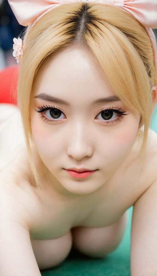 Tags: 21872187, SDXL
{"3": {"inputs": {"seed": 270985363794405, "steps": 64, "cfg": 5.08, "sampler_name": "dpmpp_2m", "scheduler": "karras", "denoise": 1.0, "model": ["27", 0], "positive": ["6", 0], "negative": ["7", 0], "latent_image": ["5", 0]}, "class_type": "KSampler"}, "4": {"inputs": {"ckpt_name": "juggernautXL_v8Rundiffusion.safetensors"}, "class_type": "CheckpointLoaderSimple"}, "5": {"inputs": {"width": 768, "height": 1344, "batch_size": 1}, "class_type": "EmptyLatentImage"}, "6": {"inputs": {"text": "20 year old girl, (japanese:1.03), (pale skin:1.12), (seductive facial expression:1.13), (detailed face:0.97), (temptress:1.13), (beautiful eyes:0.96), (eyelashes:1.13), (idol:1.09), (sexy lips:0.98), (seductive pose:1.12), (double eyelids:0.99), (blush:1.08), (cute:1.08), (on all fours:1.01), (spreading ass cheeks:0.97), (from behind:0.96), (backboob:1.02), (in a cosplay:1.06) at comiket posing for camera, (film:1.06), (natural looking skin:1.04), (textured skin:1.08), (RAW:1.01), (soft lighting:1.02), (candid cinema:1.03), (portra:1.02), (detailed skin:1.07), (skin fuzz:1.03)", "clip": ["27", 1]}, "class_type": "CLIPTextEncode"}, "7": {"inputs": {"text": "(twisted:1.11), (open mouth:1.12), (watermark:1.10), (bad hands:1.06), (low resolution:1.07), (worst quality:1.12), (distorted:1.14)", "clip": ["27", 1]}, "class_type": "CLIPTextEncode"}, "8": {"inputs": {"samples": ["3", 0], "vae": ["4", 2]}, "class_type": "VAEDecode"}, "25": {"inputs": {"lora_name": "nudify_xl.safetensors", "strength_model": 0.39, "strength_clip": 0.27, "model": ["4", 0], "clip": ["4", 1]}, "class_type": "LoraLoader"}, "26": {"inputs": {"lora_name": "shirtlift_SDXL_v2.safetensors", "strength_model": 0.07, "strength_clip": 0.01, "model": ["25", 0], "clip": ["25", 1]}, "class_type": "LoraLoader"}, "27": {"inputs": {"lora_name": "PerfectEyesXL.safetensors", "strength_model": 0.18, "strength_clip": 0.07, "model": ["26", 0], "clip": ["26", 1]}, "class_type": "LoraLoader"}, "30": {"inputs": {"model_name": "4x_NMKD-Superscale-SP_178000_G.pth"}, "class_type": "UpscaleModelLoader"}, "31": {"inputs": {"upscale_model": ["30", 0], "image": ["8", 0]}, "class_type": "ImageUpscaleWithModel"}, "32": {"inputs": {"upscale_method": "lanczos", "scale_by": 0.5, "image": ["31", 0]}, "class_type": "ImageScaleBy"}, "33": {"inputs": {"pixels": ["32", 0], "vae": ["4", 2]}, "class_type": "VAEEncode"}, "34": {"inputs": {"seed": 270985363794405, "steps": 64, "cfg": 5.08, "sampler_name": "dpmpp_2m", "scheduler": "karras", "denoise": 0.3, "model": ["27", 0], "positive": ["6", 0], "negative": ["7", 0], "latent_image": ["33", 0]}, "class_type": "KSampler"}, "36": {"inputs": {"samples": ["34", 0], "vae": ["4", 2]}, "class_type": "VAEDecode"}, "39": {"inputs": {"filename_prefix": "comfyapi-1708124617297", "images": ["36", 0]}, "class_type": "SaveImage"}}