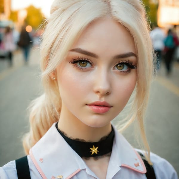 Tags: 21872187, SDXL
{"3": {"inputs": {"seed": 904689574628468, "steps": 64, "cfg": 6.99, "sampler_name": "dpmpp_2m", "scheduler": "karras", "denoise": 1.0, "model": ["27", 0], "positive": ["6", 0], "negative": ["7", 0], "latent_image": ["5", 0]}, "class_type": "KSampler"}, "4": {"inputs": {"ckpt_name": "juggernautxl.safetensors"}, "class_type": "CheckpointLoaderSimple"}, "5": {"inputs": {"width": 1024, "height": 1024, "batch_size": 1}, "class_type": "EmptyLatentImage"}, "6": {"inputs": {"text": "25 year old girl, (ukrainian:1.13), (eyelashes:1.03), (idol:0.99), (seductive facial expression:0.98), (detailed face:1.10), (sexy lips:1.00), (double eyelids:1.00), (slim:1.10), (beautiful eyes:0.96), (pale skin:0.99), (blush:0.97), (cute:1.02), (temptress:1.09), (seductive pose:1.00), (on all fours:1.07), (spreading ass cheeks:1.00), (from behind:1.03), (backboob:1.09), (school uniform:1.00), choker, busy street, (soft lighting:1.06), (RAW:1.01), (natural looking skin:1.00), (candid cinema:1.05), (portra:1.07), (textured skin:1.02), (film:1.09), (skin fuzz:1.05), (detailed skin:1.05)", "clip": ["27", 1]}, "class_type": "CLIPTextEncode"}, "7": {"inputs": {"text": "(bad hands:1.08), (twisted:1.08), (watermark:1.14), (open mouth:1.12), (distorted:1.12), (low resolution:1.09), (worst quality:1.14)", "clip": ["27", 1]}, "class_type": "CLIPTextEncode"}, "8": {"inputs": {"samples": ["3", 0], "vae": ["4", 2]}, "class_type": "VAEDecode"}, "25": {"inputs": {"lora_name": "nudify_xl.safetensors", "strength_model": 0.13, "strength_clip": 0.2, "model": ["4", 0], "clip": ["4", 1]}, "class_type": "LoraLoader"}, "26": {"inputs": {"lora_name": "shirtlift_SDXL_v2.safetensors", "strength_model": 0.0, "strength_clip": 0.04, "model": ["25", 0], "clip": ["25", 1]}, "class_type": "LoraLoader"}, "27": {"inputs": {"lora_name": "PerfectEyesXL.safetensors", "strength_model": 0.19, "strength_clip": 0.08, "model": ["26", 0], "clip": ["26", 1]}, "class_type": "LoraLoader"}, "30": {"inputs": {"model_name": "4x_NMKD-Superscale-SP_178000_G.pth"}, "class_type": "UpscaleModelLoader"}, "31": {"inputs": {"upscale_model": ["30", 0], "image": ["8", 0]}, "class_type": "ImageUpscaleWithModel"}, "32": {"inputs": {"upscale_method": "lanczos", "scale_by": 0.5, "image": ["31", 0]}, "class_type": "ImageScaleBy"}, "33": {"inputs": {"pixels": ["32", 0], "vae": ["4", 2]}, "class_type": "VAEEncode"}, "34": {"inputs": {"seed": 904689574628468, "steps": 64, "cfg": 6.99, "sampler_name": "dpmpp_2m", "scheduler": "karras", "denoise": 0.3, "model": ["27", 0], "positive": ["6", 0], "negative": ["7", 0], "latent_image": ["33", 0]}, "class_type": "KSampler"}, "36": {"inputs": {"samples": ["34", 0], "vae": ["4", 2]}, "class_type": "VAEDecode"}, "39": {"inputs": {"filename_prefix": "comfyapi-1725988915744", "images": ["36", 0]}, "class_type": "SaveImage"}}