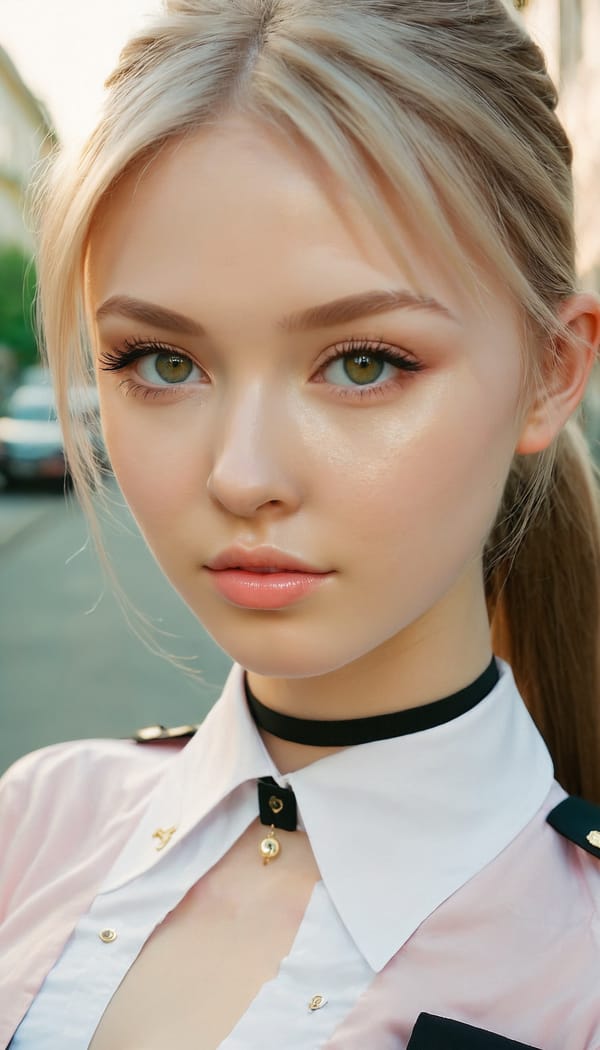 Tags: 21872187, SDXL
{"3": {"inputs": {"seed": 880779319564006, "steps": 64, "cfg": 7.95, "sampler_name": "dpmpp_2m", "scheduler": "karras", "denoise": 1.0, "model": ["27", 0], "positive": ["6", 0], "negative": ["7", 0], "latent_image": ["5", 0]}, "class_type": "KSampler"}, "4": {"inputs": {"ckpt_name": "juggernautxl.safetensors"}, "class_type": "CheckpointLoaderSimple"}, "5": {"inputs": {"width": 768, "height": 1344, "batch_size": 1}, "class_type": "EmptyLatentImage"}, "6": {"inputs": {"text": "21 year old girl, (ukrainian:1.05), (sexy lips:0.95), (seductive facial expression:1.05), (seductive pose:1.02), (blush:1.05), (beautiful eyes:1.02), (detailed face:0.95), (cute:1.07), (idol:1.12), (temptress:1.00), (eyelashes:1.03), (slim:1.03), (double eyelids:1.04), (pale skin:1.10), (on all fours:1.07), (spreading ass cheeks:1.14), (from behind:0.95), (backboob:1.01), (school uniform:1.00), choker, busy street, (candid cinema:1.06), (detailed skin:1.09), (textured skin:1.03), (natural looking skin:1.06), (film:1.01), (RAW:1.03), (portra:1.08), (soft lighting:1.07), (skin fuzz:1.02)", "clip": ["27", 1]}, "class_type": "CLIPTextEncode"}, "7": {"inputs": {"text": "(twisted:1.11), (watermark:1.12), (open mouth:1.06), (worst quality:1.07), (bad hands:1.05), (low resolution:1.07), (distorted:1.10)", "clip": ["27", 1]}, "class_type": "CLIPTextEncode"}, "8": {"inputs": {"samples": ["3", 0], "vae": ["4", 2]}, "class_type": "VAEDecode"}, "25": {"inputs": {"lora_name": "nudify_xl.safetensors", "strength_model": 0.3, "strength_clip": 0.35, "model": ["4", 0], "clip": ["4", 1]}, "class_type": "LoraLoader"}, "26": {"inputs": {"lora_name": "shirtlift_SDXL_v2.safetensors", "strength_model": 0.15, "strength_clip": 0.14, "model": ["25", 0], "clip": ["25", 1]}, "class_type": "LoraLoader"}, "27": {"inputs": {"lora_name": "PerfectEyesXL.safetensors", "strength_model": 0.14, "strength_clip": 0.03, "model": ["26", 0], "clip": ["26", 1]}, "class_type": "LoraLoader"}, "30": {"inputs": {"model_name": "4x_NMKD-Superscale-SP_178000_G.pth"}, "class_type": "UpscaleModelLoader"}, "31": {"inputs": {"upscale_model": ["30", 0], "image": ["8", 0]}, "class_type": "ImageUpscaleWithModel"}, "32": {"inputs": {"upscale_method": "lanczos", "scale_by": 0.5, "image": ["31", 0]}, "class_type": "ImageScaleBy"}, "33": {"inputs": {"pixels": ["32", 0], "vae": ["4", 2]}, "class_type": "VAEEncode"}, "34": {"inputs": {"seed": 880779319564006, "steps": 64, "cfg": 7.95, "sampler_name": "dpmpp_2m", "scheduler": "karras", "denoise": 0.3, "model": ["27", 0], "positive": ["6", 0], "negative": ["7", 0], "latent_image": ["33", 0]}, "class_type": "KSampler"}, "36": {"inputs": {"samples": ["34", 0], "vae": ["4", 2]}, "class_type": "VAEDecode"}, "39": {"inputs": {"filename_prefix": "comfyapi-1728382134220", "images": ["36", 0]}, "class_type": "SaveImage"}}