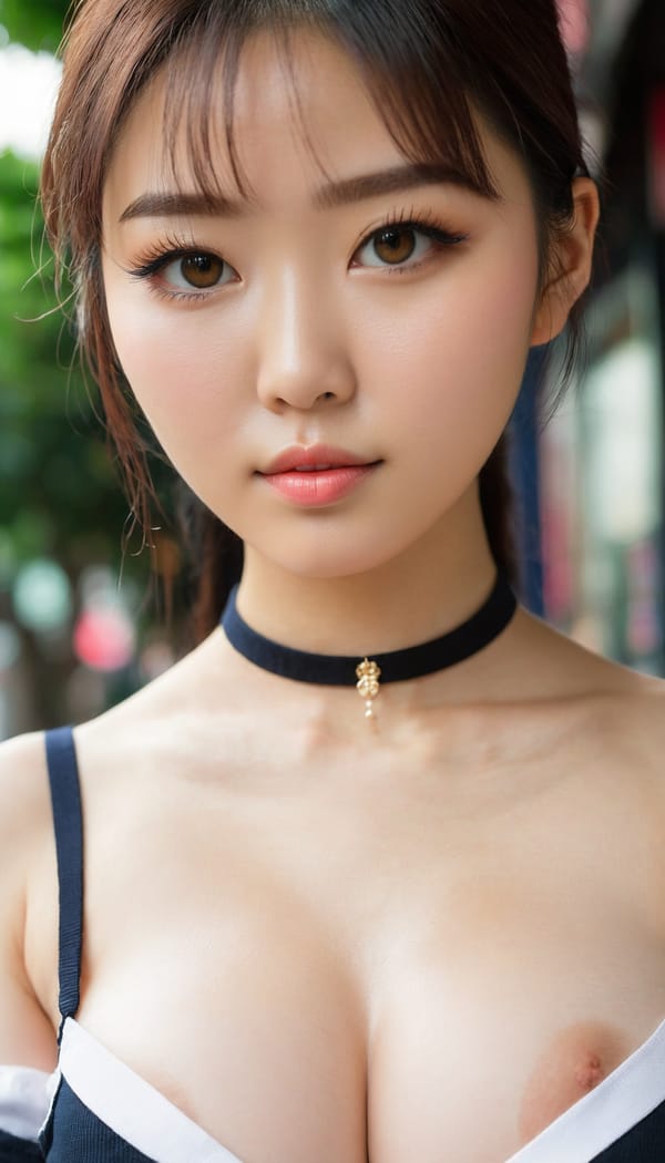 Tags: 21872187, SDXL
{"3": {"inputs": {"seed": 117117418989646, "steps": 32, "cfg": 7.2, "sampler_name": "dpmpp_2m", "scheduler": "karras", "denoise": 1.0, "model": ["27", 0], "positive": ["6", 0], "negative": ["7", 0], "latent_image": ["5", 0]}, "class_type": "KSampler"}, "4": {"inputs": {"ckpt_name": "juggernautxl.safetensors"}, "class_type": "CheckpointLoaderSimple"}, "5": {"inputs": {"width": 768, "height": 1344, "batch_size": 1}, "class_type": "EmptyLatentImage"}, "6": {"inputs": {"text": "26 year old girl, (irish:0.98), (taiwanese:0.99), (chinese:1.00), (blush:1.01), (slim:1.01), (cute:1.02), (idol:1.03), (sexy lips:1.10), (double eyelids:1.00), (seductive facial expression:1.03), (temptress:0.95), (beautiful eyes:1.06), (detailed face:1.11), (eyelashes:1.06), (pale skin:1.02), (seductive pose:1.14), (in a seductive pose:0.97), (large perky breasts:0.97), (cleavage:1.04), (thigh gap:1.05), (school uniform:0.96), choker, busy street, (natural looking skin:1.05), (detailed skin:1.02), (candid cinema:1.00), (RAW:1.08), (portra:1.02), (textured skin:1.08), (film:1.00), (soft lighting:1.02), (skin fuzz:1.05)", "clip": ["27", 1]}, "class_type": "CLIPTextEncode"}, "7": {"inputs": {"text": "(open mouth:1.10), (bad hands:1.12), (distorted:1.08), (watermark:1.06), (low resolution:1.06), (twisted:1.11), (worst quality:1.08)", "clip": ["27", 1]}, "class_type": "CLIPTextEncode"}, "8": {"inputs": {"samples": ["3", 0], "vae": ["4", 2]}, "class_type": "VAEDecode"}, "25": {"inputs": {"lora_name": "nudify_xl.safetensors", "strength_model": 0.38, "strength_clip": 0.0, "model": ["4", 0], "clip": ["4", 1]}, "class_type": "LoraLoader"}, "26": {"inputs": {"lora_name": "shirtlift_SDXL_v2.safetensors", "strength_model": 0.02, "strength_clip": 0.14, "model": ["25", 0], "clip": ["25", 1]}, "class_type": "LoraLoader"}, "27": {"inputs": {"lora_name": "PerfectEyesXL.safetensors", "strength_model": 0.19, "strength_clip": 0.07, "model": ["26", 0], "clip": ["26", 1]}, "class_type": "LoraLoader"}, "30": {"inputs": {"model_name": "4x_NMKD-Superscale-SP_178000_G.pth"}, "class_type": "UpscaleModelLoader"}, "31": {"inputs": {"upscale_model": ["30", 0], "image": ["8", 0]}, "class_type": "ImageUpscaleWithModel"}, "32": {"inputs": {"upscale_method": "lanczos", "scale_by": 0.5, "image": ["31", 0]}, "class_type": "ImageScaleBy"}, "33": {"inputs": {"pixels": ["32", 0], "vae": ["4", 2]}, "class_type": "VAEEncode"}, "34": {"inputs": {"seed": 117117418989646, "steps": 32, "cfg": 7.2, "sampler_name": "dpmpp_2m", "scheduler": "karras", "denoise": 0.3, "model": ["27", 0], "positive": ["6", 0], "negative": ["7", 0], "latent_image": ["33", 0]}, "class_type": "KSampler"}, "36": {"inputs": {"samples": ["34", 0], "vae": ["4", 2]}, "class_type": "VAEDecode"}, "39": {"inputs": {"filename_prefix": "comfyapi-1724785397713", "images": ["36", 0]}, "class_type": "SaveImage"}}