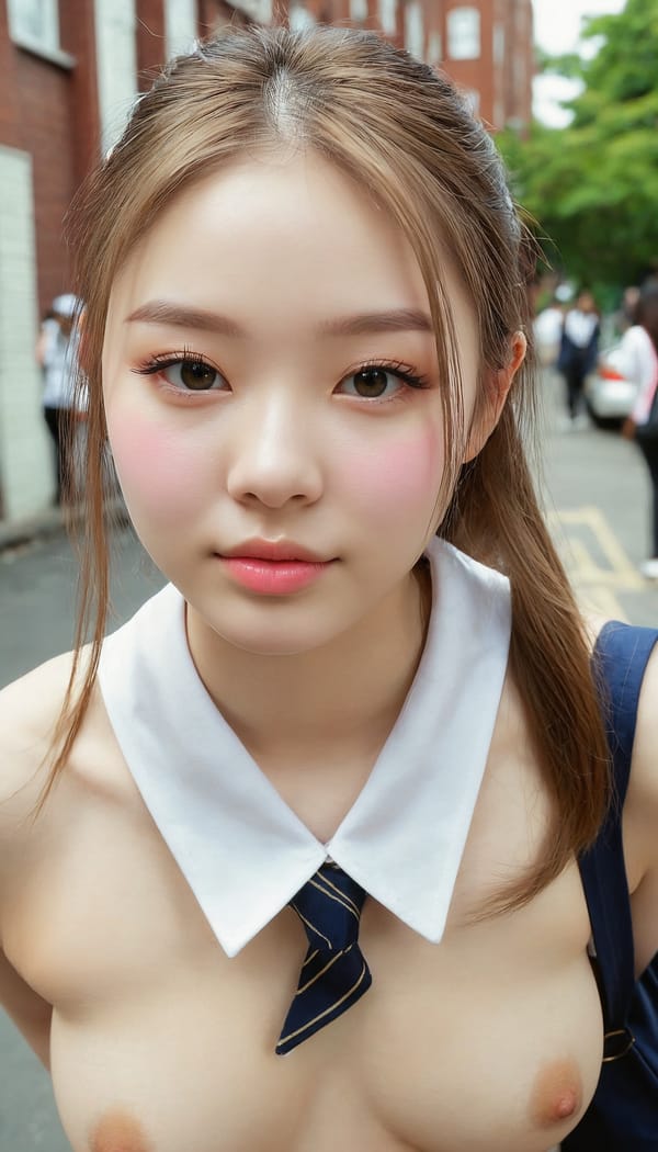 Tags: 21872187, SDXL
{"3": {"inputs": {"seed": 981976755352802, "steps": 64, "cfg": 5.55, "sampler_name": "dpmpp_2m", "scheduler": "karras", "denoise": 1.0, "model": ["27", 0], "positive": ["6", 0], "negative": ["7", 0], "latent_image": ["5", 0]}, "class_type": "KSampler"}, "4": {"inputs": {"ckpt_name": "juggernautxl.safetensors"}, "class_type": "CheckpointLoaderSimple"}, "5": {"inputs": {"width": 768, "height": 1344, "batch_size": 1}, "class_type": "EmptyLatentImage"}, "6": {"inputs": {"text": "19 year old girl, (cute:1.04), (sexy lips:1.12), (eyelashes:0.97), (idol:1.02), (detailed face:0.99), (seductive facial expression:0.98), (seductive pose:1.11), (temptress:1.01), (pale skin:1.04), (slim:0.99), (double eyelids:1.02), (blush:1.12), (perky ass:1.07), (exposed ass:1.08), (looking back:0.95), (sexy ass:0.99), (thigh gap:1.05), (school uniform:1.07), choker, busy street, (candid cinema:1.00), (skin fuzz:1.08), (soft lighting:1.07), (portra:1.02), (natural looking skin:1.00), (film:1.04), (detailed skin:1.07), (RAW:1.08), (textured skin:1.09)", "clip": ["27", 1]}, "class_type": "CLIPTextEncode"}, "7": {"inputs": {"text": "(distorted:1.14), (open mouth:1.12), (twisted:1.14), (bad hands:1.09), (low resolution:1.12), (worst quality:1.14), (watermark:1.11)", "clip": ["27", 1]}, "class_type": "CLIPTextEncode"}, "8": {"inputs": {"samples": ["3", 0], "vae": ["4", 2]}, "class_type": "VAEDecode"}, "25": {"inputs": {"lora_name": "nudify_xl.safetensors", "strength_model": 0.2, "strength_clip": 0.03, "model": ["4", 0], "clip": ["4", 1]}, "class_type": "LoraLoader"}, "26": {"inputs": {"lora_name": "shirtlift_SDXL_v2.safetensors", "strength_model": 0.09, "strength_clip": 0.15, "model": ["25", 0], "clip": ["25", 1]}, "class_type": "LoraLoader"}, "27": {"inputs": {"lora_name": "PerfectEyesXL.safetensors", "strength_model": 0.04, "strength_clip": 0.02, "model": ["26", 0], "clip": ["26", 1]}, "class_type": "LoraLoader"}, "30": {"inputs": {"model_name": "4x_NMKD-Superscale-SP_178000_G.pth"}, "class_type": "UpscaleModelLoader"}, "31": {"inputs": {"upscale_model": ["30", 0], "image": ["8", 0]}, "class_type": "ImageUpscaleWithModel"}, "32": {"inputs": {"upscale_method": "lanczos", "scale_by": 0.5, "image": ["31", 0]}, "class_type": "ImageScaleBy"}, "33": {"inputs": {"pixels": ["32", 0], "vae": ["4", 2]}, "class_type": "VAEEncode"}, "34": {"inputs": {"seed": 981976755352802, "steps": 64, "cfg": 5.55, "sampler_name": "dpmpp_2m", "scheduler": "karras", "denoise": 0.3, "model": ["27", 0], "positive": ["6", 0], "negative": ["7", 0], "latent_image": ["33", 0]}, "class_type": "KSampler"}, "36": {"inputs": {"samples": ["34", 0], "vae": ["4", 2]}, "class_type": "VAEDecode"}, "39": {"inputs": {"filename_prefix": "comfyapi-1725394543327", "images": ["36", 0]}, "class_type": "SaveImage"}}