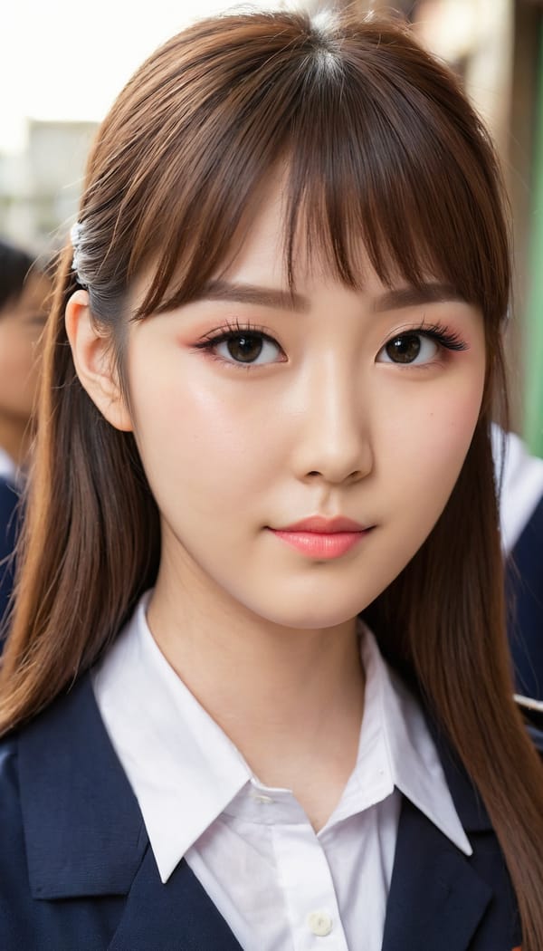 Tags: 21872187, SDXL
{"3": {"inputs": {"seed": 234245068588082, "steps": 64, "cfg": 7.58, "sampler_name": "dpmpp_2m", "scheduler": "karras", "denoise": 1.0, "model": ["27", 0], "positive": ["6", 0], "negative": ["7", 0], "latent_image": ["5", 0]}, "class_type": "KSampler"}, "4": {"inputs": {"ckpt_name": "juggernautXL_v8Rundiffusion.safetensors"}, "class_type": "CheckpointLoaderSimple"}, "5": {"inputs": {"width": 768, "height": 1344, "batch_size": 1}, "class_type": "EmptyLatentImage"}, "6": {"inputs": {"text": "23 year old girl, (irish:1.00), (taiwanese:1.03), (slim:0.99), (beautiful eyes:1.02), (sexy lips:1.06), (blush:1.14), (idol:0.97), (seductive facial expression:0.96), (seductive pose:0.95), (cute:0.96), (double eyelids:1.00), (detailed face:1.03), (eyelashes:1.13), (pale skin:1.06), (temptress:1.09), (in a seductive pose:1.05), (large perky breasts:1.08), (cleavage:1.01), (thigh gap:1.03), (school uniform:1.13), choker, busy street, (portra:1.09), (textured skin:1.04), (soft lighting:1.01), (detailed skin:1.09), (RAW:1.05), (natural looking skin:1.04), (film:1.06), (skin fuzz:1.08), (candid cinema:1.02)", "clip": ["27", 1]}, "class_type": "CLIPTextEncode"}, "7": {"inputs": {"text": "(twisted:1.05), (distorted:1.14), (watermark:1.12), (worst quality:1.09), (low resolution:1.05), (open mouth:1.09), (bad hands:1.06)", "clip": ["27", 1]}, "class_type": "CLIPTextEncode"}, "8": {"inputs": {"samples": ["3", 0], "vae": ["4", 2]}, "class_type": "VAEDecode"}, "25": {"inputs": {"lora_name": "nudify_xl.safetensors", "strength_model": 0.11, "strength_clip": 0.23, "model": ["4", 0], "clip": ["4", 1]}, "class_type": "LoraLoader"}, "26": {"inputs": {"lora_name": "shirtlift_SDXL_v2.safetensors", "strength_model": 0.12, "strength_clip": 0.01, "model": ["25", 0], "clip": ["25", 1]}, "class_type": "LoraLoader"}, "27": {"inputs": {"lora_name": "PerfectEyesXL.safetensors", "strength_model": 0.05, "strength_clip": 0.08, "model": ["26", 0], "clip": ["26", 1]}, "class_type": "LoraLoader"}, "30": {"inputs": {"model_name": "4x_NMKD-Superscale-SP_178000_G.pth"}, "class_type": "UpscaleModelLoader"}, "31": {"inputs": {"upscale_model": ["30", 0], "image": ["8", 0]}, "class_type": "ImageUpscaleWithModel"}, "32": {"inputs": {"upscale_method": "lanczos", "scale_by": 0.5, "image": ["31", 0]}, "class_type": "ImageScaleBy"}, "33": {"inputs": {"pixels": ["32", 0], "vae": ["4", 2]}, "class_type": "VAEEncode"}, "34": {"inputs": {"seed": 234245068588082, "steps": 64, "cfg": 7.58, "sampler_name": "dpmpp_2m", "scheduler": "karras", "denoise": 0.3, "model": ["27", 0], "positive": ["6", 0], "negative": ["7", 0], "latent_image": ["33", 0]}, "class_type": "KSampler"}, "36": {"inputs": {"samples": ["34", 0], "vae": ["4", 2]}, "class_type": "VAEDecode"}, "39": {"inputs": {"filename_prefix": "comfyapi-1707841361940", "images": ["36", 0]}, "class_type": "SaveImage"}}