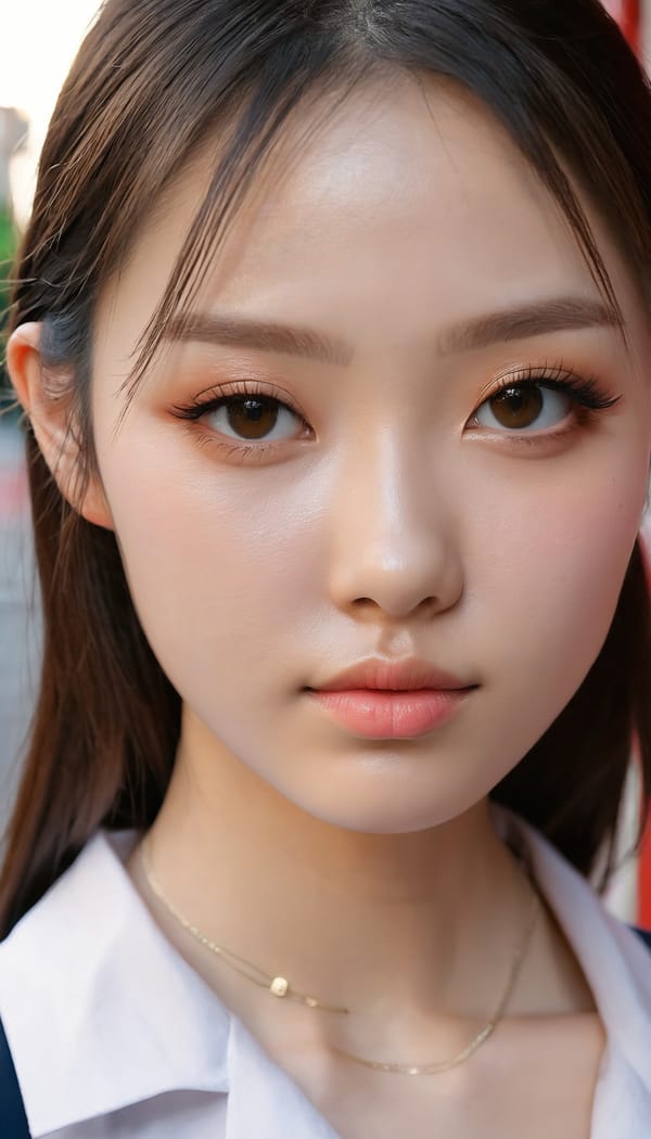 Tags: 21872187, SDXL
{"3": {"inputs": {"seed": 335303356969309, "steps": 64, "cfg": 7.37, "sampler_name": "dpmpp_2m", "scheduler": "karras", "denoise": 1.0, "model": ["27", 0], "positive": ["6", 0], "negative": ["7", 0], "latent_image": ["5", 0]}, "class_type": "KSampler"}, "4": {"inputs": {"ckpt_name": "juggernautxl.safetensors"}, "class_type": "CheckpointLoaderSimple"}, "5": {"inputs": {"width": 768, "height": 1344, "batch_size": 1}, "class_type": "EmptyLatentImage"}, "6": {"inputs": {"text": "27 year old girl, (seductive pose:1.07), (double eyelids:1.09), (cute:0.98), (temptress:1.12), (sexy lips:0.99), (blush:1.02), (detailed face:1.02), (seductive facial expression:0.96), (idol:1.05), (slim:1.08), (pale skin:1.11), (eyelashes:0.96), (on all fours:1.14), (spreading ass cheeks:1.05), (from behind:1.09), (backboob:1.03), (school uniform:1.06), choker, busy street, (RAW:1.07), (textured skin:1.00), (candid cinema:1.09), (portra:1.06), (soft lighting:1.04), (film:1.03), (detailed skin:1.04), (natural looking skin:1.08)", "clip": ["27", 1]}, "class_type": "CLIPTextEncode"}, "7": {"inputs": {"text": "(low resolution:1.07), (twisted:1.06), (distorted:1.05), (worst quality:1.11), (watermark:1.09), (open mouth:1.09), (bad hands:1.09)", "clip": ["27", 1]}, "class_type": "CLIPTextEncode"}, "8": {"inputs": {"samples": ["3", 0], "vae": ["4", 2]}, "class_type": "VAEDecode"}, "25": {"inputs": {"lora_name": "nudify_xl.safetensors", "strength_model": 0.1, "strength_clip": 0.04, "model": ["4", 0], "clip": ["4", 1]}, "class_type": "LoraLoader"}, "26": {"inputs": {"lora_name": "shirtlift_SDXL_v2.safetensors", "strength_model": 0.0, "strength_clip": 0.06, "model": ["25", 0], "clip": ["25", 1]}, "class_type": "LoraLoader"}, "27": {"inputs": {"lora_name": "PerfectEyesXL.safetensors", "strength_model": 0.02, "strength_clip": 0.19, "model": ["26", 0], "clip": ["26", 1]}, "class_type": "LoraLoader"}, "30": {"inputs": {"model_name": "4x_NMKD-Superscale-SP_178000_G.pth"}, "class_type": "UpscaleModelLoader"}, "31": {"inputs": {"upscale_model": ["30", 0], "image": ["8", 0]}, "class_type": "ImageUpscaleWithModel"}, "32": {"inputs": {"upscale_method": "lanczos", "scale_by": 0.5, "image": ["31", 0]}, "class_type": "ImageScaleBy"}, "33": {"inputs": {"pixels": ["32", 0], "vae": ["4", 2]}, "class_type": "VAEEncode"}, "34": {"inputs": {"seed": 335303356969309, "steps": 64, "cfg": 7.37, "sampler_name": "dpmpp_2m", "scheduler": "karras", "denoise": 0.3, "model": ["27", 0], "positive": ["6", 0], "negative": ["7", 0], "latent_image": ["33", 0]}, "class_type": "KSampler"}, "36": {"inputs": {"samples": ["34", 0], "vae": ["4", 2]}, "class_type": "VAEDecode"}, "39": {"inputs": {"filename_prefix": "comfyapi-1734386982842", "images": ["36", 0]}, "class_type": "SaveImage"}}