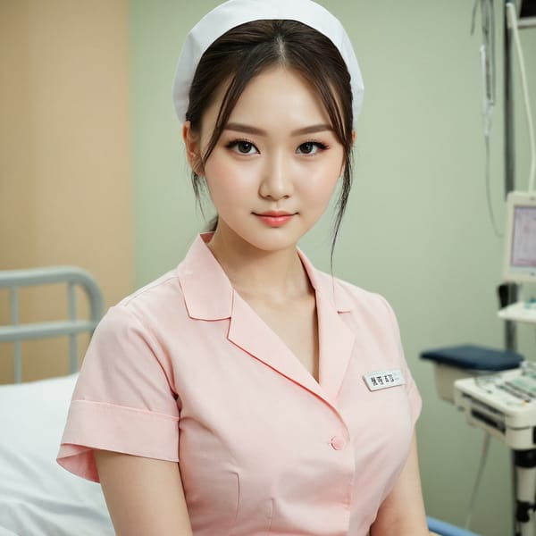 Tags: 21872187, SDXL
{"3": {"inputs": {"seed": 614690087534265, "steps": 32, "cfg": 5.81, "sampler_name": "dpmpp_2m", "scheduler": "karras", "denoise": 1.0, "model": ["27", 0], "positive": ["6", 0], "negative": ["7", 0], "latent_image": ["5", 0]}, "class_type": "KSampler"}, "4": {"inputs": {"ckpt_name": "juggernautXL_v8Rundiffusion.safetensors"}, "class_type": "CheckpointLoaderSimple"}, "5": {"inputs": {"width": 1024, "height": 1024, "batch_size": 1}, "class_type": "EmptyLatentImage"}, "6": {"inputs": {"text": "22 year old girl, (russian:0.98), (chinese:1.02), (blush:1.14), (slim:1.12), (idol:0.98), (double eyelids:1.08), (eyelashes:1.08), (seductive facial expression:1.05), (detailed face:0.96), (temptress:1.11), (pale skin:1.07), (cute:1.01), (beautiful eyes:1.07), (seductive pose:0.97), (sexy lips:1.09), (in a seductive pose:0.95), (large perky breasts:0.96), (cleavage:1.12), (thigh gap:0.97), (nurse in uniform:1.10) working in a hospital ward, (candid cinema:1.05), (film:1.09), (portra:1.07), (natural looking skin:1.05), (RAW:1.02), (skin fuzz:1.04), (textured skin:1.04), (soft lighting:1.01), (detailed skin:1.03)", "clip": ["27", 1]}, "class_type": "CLIPTextEncode"}, "7": {"inputs": {"text": "(twisted:1.10), (worst quality:1.05), (distorted:1.13), (watermark:1.14), (low resolution:1.13), (open mouth:1.10), (bad hands:1.14)", "clip": ["27", 1]}, "class_type": "CLIPTextEncode"}, "8": {"inputs": {"samples": ["3", 0], "vae": ["4", 2]}, "class_type": "VAEDecode"}, "25": {"inputs": {"lora_name": "nudify_xl.safetensors", "strength_model": 0.26, "strength_clip": 0.13, "model": ["4", 0], "clip": ["4", 1]}, "class_type": "LoraLoader"}, "26": {"inputs": {"lora_name": "shirtlift_SDXL_v2.safetensors", "strength_model": 0.0, "strength_clip": 0.19, "model": ["25", 0], "clip": ["25", 1]}, "class_type": "LoraLoader"}, "27": {"inputs": {"lora_name": "PerfectEyesXL.safetensors", "strength_model": 0.17, "strength_clip": 0.13, "model": ["26", 0], "clip": ["26", 1]}, "class_type": "LoraLoader"}, "30": {"inputs": {"model_name": "4x_NMKD-Superscale-SP_178000_G.pth"}, "class_type": "UpscaleModelLoader"}, "31": {"inputs": {"upscale_model": ["30", 0], "image": ["8", 0]}, "class_type": "ImageUpscaleWithModel"}, "32": {"inputs": {"upscale_method": "lanczos", "scale_by": 0.5, "image": ["31", 0]}, "class_type": "ImageScaleBy"}, "33": {"inputs": {"pixels": ["32", 0], "vae": ["4", 2]}, "class_type": "VAEEncode"}, "34": {"inputs": {"seed": 614690087534265, "steps": 32, "cfg": 5.81, "sampler_name": "dpmpp_2m", "scheduler": "karras", "denoise": 0.3, "model": ["27", 0], "positive": ["6", 0], "negative": ["7", 0], "latent_image": ["33", 0]}, "class_type": "KSampler"}, "36": {"inputs": {"samples": ["34", 0], "vae": ["4", 2]}, "class_type": "VAEDecode"}, "39": {"inputs": {"filename_prefix": "comfyapi-1707509245950", "images": ["36", 0]}, "class_type": "SaveImage"}}