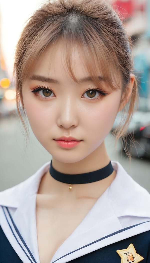 Tags: 21872187, SDXL
{"3": {"inputs": {"seed": 955663901995498, "steps": 64, "cfg": 6.01, "sampler_name": "dpmpp_2m", "scheduler": "karras", "denoise": 1.0, "model": ["27", 0], "positive": ["6", 0], "negative": ["7", 0], "latent_image": ["5", 0]}, "class_type": "KSampler"}, "4": {"inputs": {"ckpt_name": "juggernautxl.safetensors"}, "class_type": "CheckpointLoaderSimple"}, "5": {"inputs": {"width": 768, "height": 1344, "batch_size": 1}, "class_type": "EmptyLatentImage"}, "6": {"inputs": {"text": "22 year old girl, (russian:1.00), (korean:0.97), (chinese:0.95), (ukrainian:1.09), (blush:1.08), (slim:1.09), (idol:0.97), (eyelashes:0.95), (temptress:1.10), (pale skin:1.04), (double eyelids:1.09), (seductive pose:1.14), (beautiful eyes:1.14), (cute:1.11), (detailed face:0.97), (seductive facial expression:1.08), (in a seductive pose:1.08), (large perky breasts:0.95), (cleavage:0.96), (thigh gap:1.12), (school uniform:1.05), choker, busy street, (skin fuzz:1.04), (soft lighting:1.06), (detailed skin:1.07), (natural looking skin:1.04), (film:1.02), (candid cinema:1.01), (portra:1.02), (textured skin:1.02), (RAW:1.09)", "clip": ["27", 1]}, "class_type": "CLIPTextEncode"}, "7": {"inputs": {"text": "(distorted:1.08), (worst quality:1.12), (watermark:1.12), (low resolution:1.14), (twisted:1.09), (bad hands:1.09), (open mouth:1.06)", "clip": ["27", 1]}, "class_type": "CLIPTextEncode"}, "8": {"inputs": {"samples": ["3", 0], "vae": ["4", 2]}, "class_type": "VAEDecode"}, "25": {"inputs": {"lora_name": "nudify_xl.safetensors", "strength_model": 0.15, "strength_clip": 0.19, "model": ["4", 0], "clip": ["4", 1]}, "class_type": "LoraLoader"}, "26": {"inputs": {"lora_name": "shirtlift_SDXL_v2.safetensors", "strength_model": 0.19, "strength_clip": 0.05, "model": ["25", 0], "clip": ["25", 1]}, "class_type": "LoraLoader"}, "27": {"inputs": {"lora_name": "PerfectEyesXL.safetensors", "strength_model": 0.08, "strength_clip": 0.07, "model": ["26", 0], "clip": ["26", 1]}, "class_type": "LoraLoader"}, "30": {"inputs": {"model_name": "4x_NMKD-Superscale-SP_178000_G.pth"}, "class_type": "UpscaleModelLoader"}, "31": {"inputs": {"upscale_model": ["30", 0], "image": ["8", 0]}, "class_type": "ImageUpscaleWithModel"}, "32": {"inputs": {"upscale_method": "lanczos", "scale_by": 0.5, "image": ["31", 0]}, "class_type": "ImageScaleBy"}, "33": {"inputs": {"pixels": ["32", 0], "vae": ["4", 2]}, "class_type": "VAEEncode"}, "34": {"inputs": {"seed": 955663901995498, "steps": 64, "cfg": 6.01, "sampler_name": "dpmpp_2m", "scheduler": "karras", "denoise": 0.3, "model": ["27", 0], "positive": ["6", 0], "negative": ["7", 0], "latent_image": ["33", 0]}, "class_type": "KSampler"}, "36": {"inputs": {"samples": ["34", 0], "vae": ["4", 2]}, "class_type": "VAEDecode"}, "39": {"inputs": {"filename_prefix": "comfyapi-1724101550865", "images": ["36", 0]}, "class_type": "SaveImage"}}