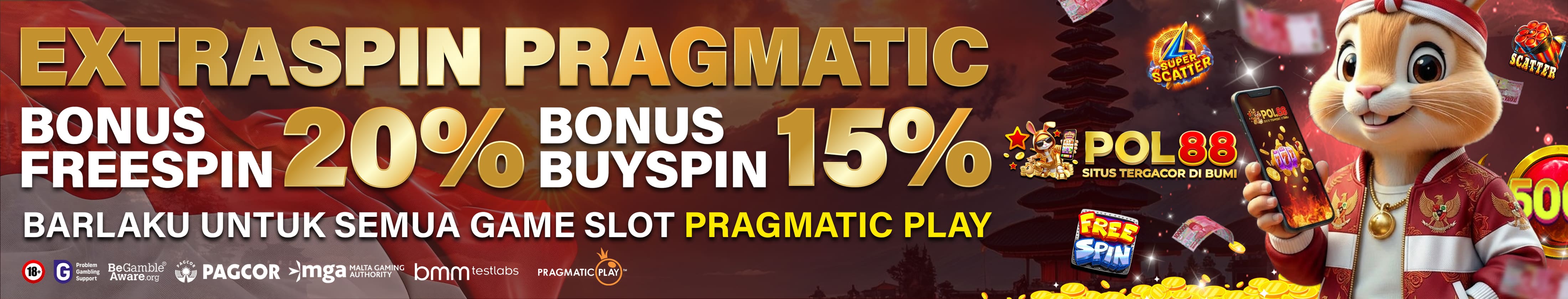 EXTRA BONUS FREESPIN PRAGMATIC PLAY