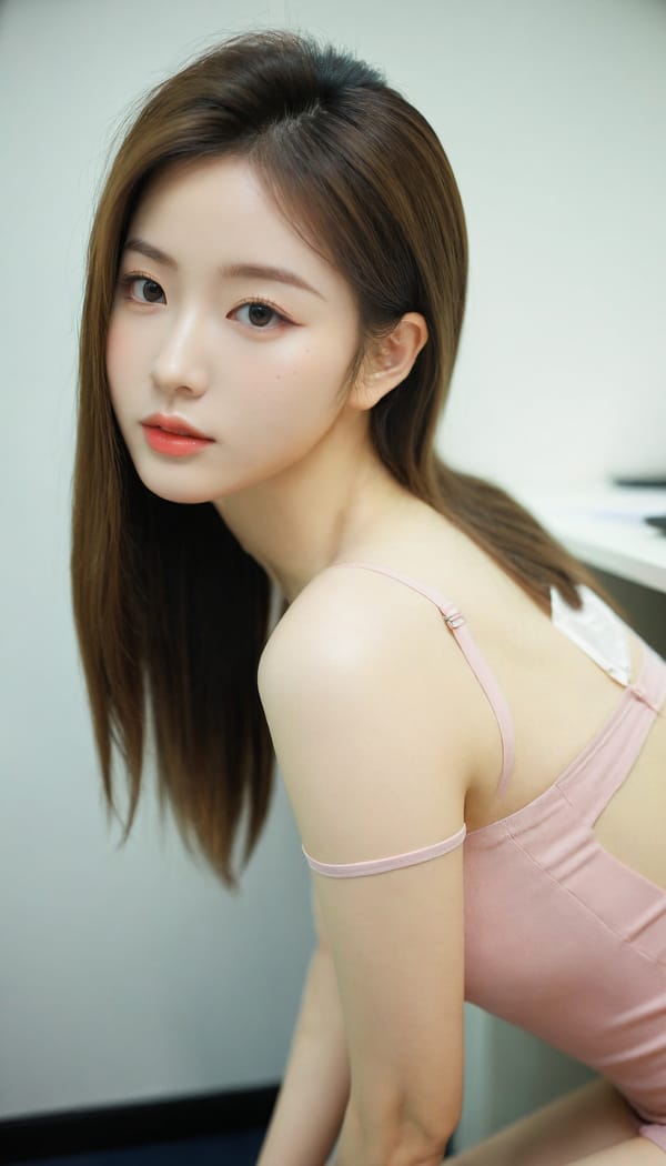 Tags: 21872187, SDXL
{"3": {"inputs": {"seed": 807892076170650, "steps": 32, "cfg": 6.96, "sampler_name": "dpmpp_2m", "scheduler": "karras", "denoise": 1.0, "model": ["27", 0], "positive": ["6", 0], "negative": ["7", 0], "latent_image": ["5", 0]}, "class_type": "KSampler"}, "4": {"inputs": {"ckpt_name": "leosamsHelloworldSDXL_helloworldSDXL32DPO.safetensors"}, "class_type": "CheckpointLoaderSimple"}, "5": {"inputs": {"width": 768, "height": 1344, "batch_size": 1}, "class_type": "EmptyLatentImage"}, "6": {"inputs": {"text": "25 year old girl, (idol:0.96), (seductive facial expression:1.01), (pale skin:1.05), (detailed face:1.06), (seductive pose:1.14), (eyelashes:1.08), (double eyelids:0.95), (slim:1.06), (blush:1.06), (sexy lips:1.06), (beautiful eyes:1.09), (perky ass:1.14), (exposed ass:0.98), (looking back:1.13), (sexy ass:0.96), (thigh gap:1.00), (an office lady:1.09), (detailed skin:1.08), (candid cinema:1.03), (natural looking skin:1.08), (film:1.08), (soft lighting:1.08), (skin fuzz:1.09), (portra:1.04), (RAW:1.02), (textured skin:1.08)", "clip": ["27", 1]}, "class_type": "CLIPTextEncode"}, "7": {"inputs": {"text": "(open mouth:1.05), (distorted:1.12), (worst quality:1.05), (low resolution:1.07), (watermark:1.10), (bad hands:1.12), (twisted:1.14)", "clip": ["27", 1]}, "class_type": "CLIPTextEncode"}, "8": {"inputs": {"samples": ["3", 0], "vae": ["4", 2]}, "class_type": "VAEDecode"}, "25": {"inputs": {"lora_name": "nudify_xl.safetensors", "strength_model": 0.28, "strength_clip": 0.16, "model": ["4", 0], "clip": ["4", 1]}, "class_type": "LoraLoader"}, "26": {"inputs": {"lora_name": "shirtlift_SDXL_v2.safetensors", "strength_model": 0.1, "strength_clip": 0.02, "model": ["25", 0], "clip": ["25", 1]}, "class_type": "LoraLoader"}, "27": {"inputs": {"lora_name": "PerfectEyesXL.safetensors", "strength_model": 0.0, "strength_clip": 0.06, "model": ["26", 0], "clip": ["26", 1]}, "class_type": "LoraLoader"}, "30": {"inputs": {"model_name": "4x_NMKD-Superscale-SP_178000_G.pth"}, "class_type": "UpscaleModelLoader"}, "31": {"inputs": {"upscale_model": ["30", 0], "image": ["8", 0]}, "class_type": "ImageUpscaleWithModel"}, "32": {"inputs": {"upscale_method": "lanczos", "scale_by": 0.5, "image": ["31", 0]}, "class_type": "ImageScaleBy"}, "33": {"inputs": {"pixels": ["32", 0], "vae": ["4", 2]}, "class_type": "VAEEncode"}, "34": {"inputs": {"seed": 807892076170650, "steps": 32, "cfg": 6.96, "sampler_name": "dpmpp_2m", "scheduler": "karras", "denoise": 0.3, "model": ["27", 0], "positive": ["6", 0], "negative": ["7", 0], "latent_image": ["33", 0]}, "class_type": "KSampler"}, "36": {"inputs": {"samples": ["34", 0], "vae": ["4", 2]}, "class_type": "VAEDecode"}, "39": {"inputs": {"filename_prefix": "comfyapi-1707435555229", "images": ["36", 0]}, "class_type": "SaveImage"}}