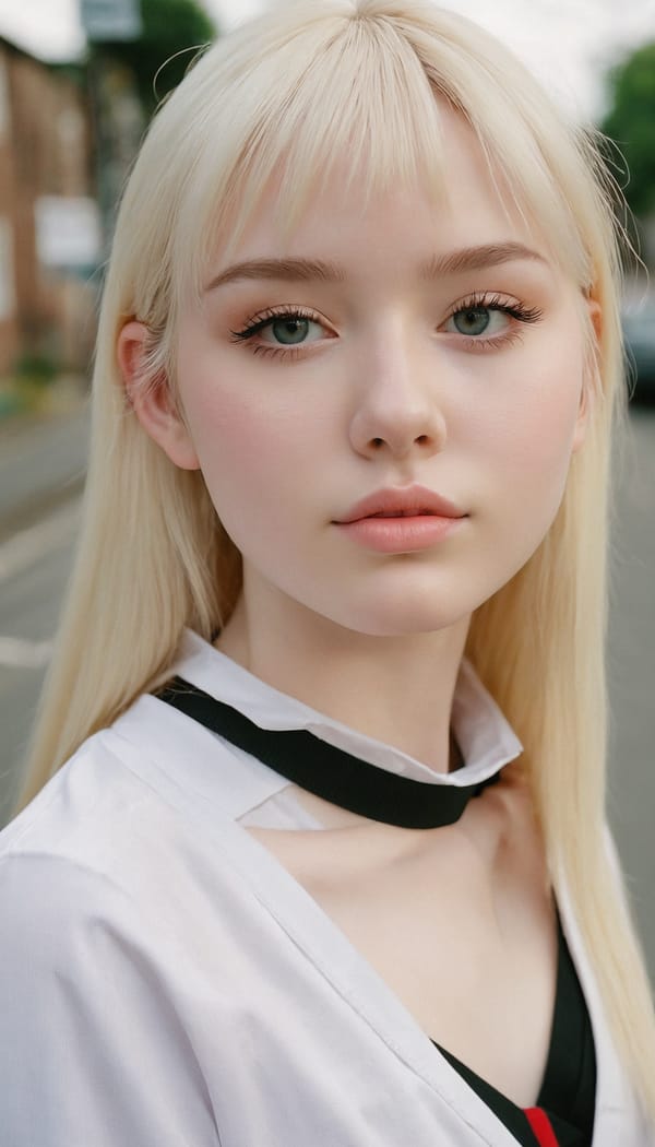 Tags: 21872187, SDXL
{"3": {"inputs": {"seed": 996281984152947, "steps": 64, "cfg": 5.32, "sampler_name": "dpmpp_2m", "scheduler": "karras", "denoise": 1.0, "model": ["27", 0], "positive": ["6", 0], "negative": ["7", 0], "latent_image": ["5", 0]}, "class_type": "KSampler"}, "4": {"inputs": {"ckpt_name": "juggernautxl.safetensors"}, "class_type": "CheckpointLoaderSimple"}, "5": {"inputs": {"width": 768, "height": 1344, "batch_size": 1}, "class_type": "EmptyLatentImage"}, "6": {"inputs": {"text": "19 year old girl, (seductive facial expression:1.08), (slim:0.98), (seductive pose:1.06), (pale skin:1.11), (detailed face:1.01), (sexy lips:1.05), (cute:1.11), (blush:1.11), (eyelashes:1.06), (beautiful eyes:1.03), (idol:0.95), (on all fours:0.97), (spreading ass cheeks:1.01), (from behind:1.04), (backboob:0.96), (school uniform:1.03), choker, busy street, (portra:1.06), (candid cinema:1.02), (detailed skin:1.00), (soft lighting:1.01), (natural looking skin:1.08), (film:1.01), (skin fuzz:1.06), (textured skin:1.06), (RAW:1.01)", "clip": ["27", 1]}, "class_type": "CLIPTextEncode"}, "7": {"inputs": {"text": "(open mouth:1.11), (low resolution:1.14), (worst quality:1.14), (distorted:1.08), (watermark:1.05), (bad hands:1.14), (twisted:1.11)", "clip": ["27", 1]}, "class_type": "CLIPTextEncode"}, "8": {"inputs": {"samples": ["3", 0], "vae": ["4", 2]}, "class_type": "VAEDecode"}, "25": {"inputs": {"lora_name": "nudify_xl.safetensors", "strength_model": 0.01, "strength_clip": 0.04, "model": ["4", 0], "clip": ["4", 1]}, "class_type": "LoraLoader"}, "26": {"inputs": {"lora_name": "shirtlift_SDXL_v2.safetensors", "strength_model": 0.04, "strength_clip": 0.07, "model": ["25", 0], "clip": ["25", 1]}, "class_type": "LoraLoader"}, "27": {"inputs": {"lora_name": "PerfectEyesXL.safetensors", "strength_model": 0.03, "strength_clip": 0.19, "model": ["26", 0], "clip": ["26", 1]}, "class_type": "LoraLoader"}, "30": {"inputs": {"model_name": "4x_NMKD-Superscale-SP_178000_G.pth"}, "class_type": "UpscaleModelLoader"}, "31": {"inputs": {"upscale_model": ["30", 0], "image": ["8", 0]}, "class_type": "ImageUpscaleWithModel"}, "32": {"inputs": {"upscale_method": "lanczos", "scale_by": 0.5, "image": ["31", 0]}, "class_type": "ImageScaleBy"}, "33": {"inputs": {"pixels": ["32", 0], "vae": ["4", 2]}, "class_type": "VAEEncode"}, "34": {"inputs": {"seed": 996281984152947, "steps": 64, "cfg": 5.32, "sampler_name": "dpmpp_2m", "scheduler": "karras", "denoise": 0.3, "model": ["27", 0], "positive": ["6", 0], "negative": ["7", 0], "latent_image": ["33", 0]}, "class_type": "KSampler"}, "36": {"inputs": {"samples": ["34", 0], "vae": ["4", 2]}, "class_type": "VAEDecode"}, "39": {"inputs": {"filename_prefix": "comfyapi-1715807240992", "images": ["36", 0]}, "class_type": "SaveImage"}}