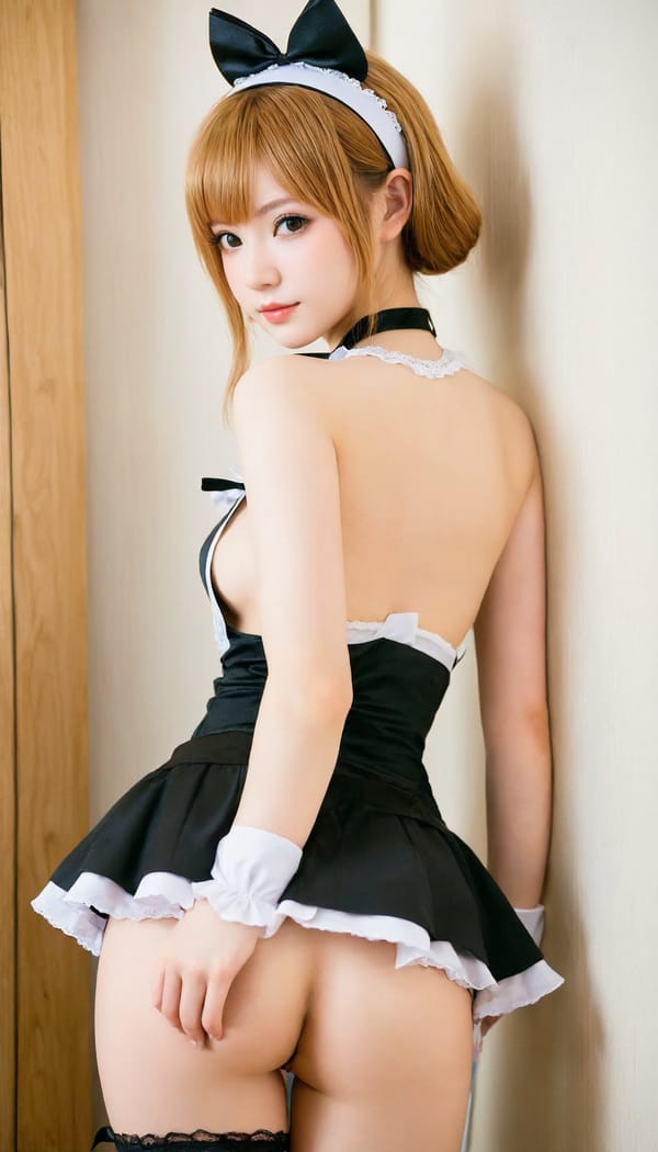 Tags: 21872187, SDXL
{"3": {"inputs": {"seed": 244824180482080, "steps": 64, "cfg": 5.89, "sampler_name": "dpmpp_2m", "scheduler": "karras", "denoise": 1.0, "model": ["27", 0], "positive": ["6", 0], "negative": ["7", 0], "latent_image": ["5", 0]}, "class_type": "KSampler"}, "4": {"inputs": {"ckpt_name": "helloworldxl.safetensors"}, "class_type": "CheckpointLoaderSimple"}, "5": {"inputs": {"width": 768, "height": 1344, "batch_size": 1}, "class_type": "EmptyLatentImage"}, "6": {"inputs": {"text": "20 year old girl, (irish:0.97), (double eyelids:0.97), (eyelashes:1.14), (sexy lips:1.00), (cute:1.03), (idol:1.12), (blush:0.98), (seductive pose:0.95), (temptress:1.07), (pale skin:1.13), (detailed face:1.03), (seductive facial expression:0.98), (beautiful eyes:1.04), (slim:0.97), (perky ass:1.00), (exposed ass:1.10), (looking back:0.97), (sexy ass:1.08), (thigh gap:0.97), in a (skimpy maid costume:1.05) working at a maid cafe, choker, bowtie, headband, pleated skirt, (skin fuzz:1.09), (detailed skin:1.04), (natural looking skin:1.00), (RAW:1.08), (candid cinema:1.02), (film:1.00), (portra:1.02), (textured skin:1.05), (soft lighting:1.00)", "clip": ["27", 1]}, "class_type": "CLIPTextEncode"}, "7": {"inputs": {"text": "(worst quality:1.10), (distorted:1.08), (open mouth:1.10), (twisted:1.08), (bad hands:1.10), (low resolution:1.06), (watermark:1.09)", "clip": ["27", 1]}, "class_type": "CLIPTextEncode"}, "8": {"inputs": {"samples": ["3", 0], "vae": ["4", 2]}, "class_type": "VAEDecode"}, "25": {"inputs": {"lora_name": "nudify_xl.safetensors", "strength_model": 0.36, "strength_clip": 0.04, "model": ["4", 0], "clip": ["4", 1]}, "class_type": "LoraLoader"}, "26": {"inputs": {"lora_name": "shirtlift_SDXL_v2.safetensors", "strength_model": 0.06, "strength_clip": 0.1, "model": ["25", 0], "clip": ["25", 1]}, "class_type": "LoraLoader"}, "27": {"inputs": {"lora_name": "PerfectEyesXL.safetensors", "strength_model": 0.18, "strength_clip": 0.06, "model": ["26", 0], "clip": ["26", 1]}, "class_type": "LoraLoader"}, "30": {"inputs": {"model_name": "4x_NMKD-Superscale-SP_178000_G.pth"}, "class_type": "UpscaleModelLoader"}, "31": {"inputs": {"upscale_model": ["30", 0], "image": ["8", 0]}, "class_type": "ImageUpscaleWithModel"}, "32": {"inputs": {"upscale_method": "lanczos", "scale_by": 0.5, "image": ["31", 0]}, "class_type": "ImageScaleBy"}, "33": {"inputs": {"pixels": ["32", 0], "vae": ["4", 2]}, "class_type": "VAEEncode"}, "34": {"inputs": {"seed": 244824180482080, "steps": 64, "cfg": 5.89, "sampler_name": "dpmpp_2m", "scheduler": "karras", "denoise": 0.3, "model": ["27", 0], "positive": ["6", 0], "negative": ["7", 0], "latent_image": ["33", 0]}, "class_type": "KSampler"}, "36": {"inputs": {"samples": ["34", 0], "vae": ["4", 2]}, "class_type": "VAEDecode"}, "39": {"inputs": {"filename_prefix": "comfyapi-1713778849012", "images": ["36", 0]}, "class_type": "SaveImage"}}