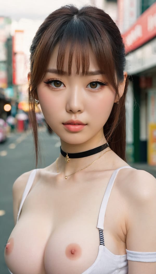 Tags: 21872187, SDXL
{"3": {"inputs": {"seed": 687055854366242, "steps": 32, "cfg": 7.79, "sampler_name": "dpmpp_2m", "scheduler": "karras", "denoise": 1.0, "model": ["27", 0], "positive": ["6", 0], "negative": ["7", 0], "latent_image": ["5", 0]}, "class_type": "KSampler"}, "4": {"inputs": {"ckpt_name": "juggernautxl.safetensors"}, "class_type": "CheckpointLoaderSimple"}, "5": {"inputs": {"width": 768, "height": 1344, "batch_size": 1}, "class_type": "EmptyLatentImage"}, "6": {"inputs": {"text": "25 year old girl, (japanese:1.07), (irish:1.14), (russian:0.97), (blush:1.11), (pale skin:1.06), (seductive facial expression:0.95), (detailed face:1.14), (cute:1.01), (seductive pose:1.14), (beautiful eyes:1.11), (temptress:0.98), (eyelashes:1.06), (sexy lips:1.06), (idol:1.01), (double eyelids:1.02), (in a seductive pose:1.11), (large perky breasts:1.03), (cleavage:0.97), (thigh gap:1.01), (school uniform:1.01), choker, busy street, (film:1.05), (natural looking skin:1.04), (soft lighting:1.03), (detailed skin:1.08), (RAW:1.01), (candid cinema:1.00), (portra:1.08), (skin fuzz:1.01), (textured skin:1.07)", "clip": ["27", 1]}, "class_type": "CLIPTextEncode"}, "7": {"inputs": {"text": "(distorted:1.14), (twisted:1.14), (open mouth:1.11), (watermark:1.07), (low resolution:1.12), (worst quality:1.12), (bad hands:1.07)", "clip": ["27", 1]}, "class_type": "CLIPTextEncode"}, "8": {"inputs": {"samples": ["3", 0], "vae": ["4", 2]}, "class_type": "VAEDecode"}, "25": {"inputs": {"lora_name": "nudify_xl.safetensors", "strength_model": 0.1, "strength_clip": 0.33, "model": ["4", 0], "clip": ["4", 1]}, "class_type": "LoraLoader"}, "26": {"inputs": {"lora_name": "shirtlift_SDXL_v2.safetensors", "strength_model": 0.0, "strength_clip": 0.08, "model": ["25", 0], "clip": ["25", 1]}, "class_type": "LoraLoader"}, "27": {"inputs": {"lora_name": "PerfectEyesXL.safetensors", "strength_model": 0.05, "strength_clip": 0.19, "model": ["26", 0], "clip": ["26", 1]}, "class_type": "LoraLoader"}, "30": {"inputs": {"model_name": "4x_NMKD-Superscale-SP_178000_G.pth"}, "class_type": "UpscaleModelLoader"}, "31": {"inputs": {"upscale_model": ["30", 0], "image": ["8", 0]}, "class_type": "ImageUpscaleWithModel"}, "32": {"inputs": {"upscale_method": "lanczos", "scale_by": 0.5, "image": ["31", 0]}, "class_type": "ImageScaleBy"}, "33": {"inputs": {"pixels": ["32", 0], "vae": ["4", 2]}, "class_type": "VAEEncode"}, "34": {"inputs": {"seed": 687055854366242, "steps": 32, "cfg": 7.79, "sampler_name": "dpmpp_2m", "scheduler": "karras", "denoise": 0.3, "model": ["27", 0], "positive": ["6", 0], "negative": ["7", 0], "latent_image": ["33", 0]}, "class_type": "KSampler"}, "36": {"inputs": {"samples": ["34", 0], "vae": ["4", 2]}, "class_type": "VAEDecode"}, "39": {"inputs": {"filename_prefix": "comfyapi-1731226203815", "images": ["36", 0]}, "class_type": "SaveImage"}}