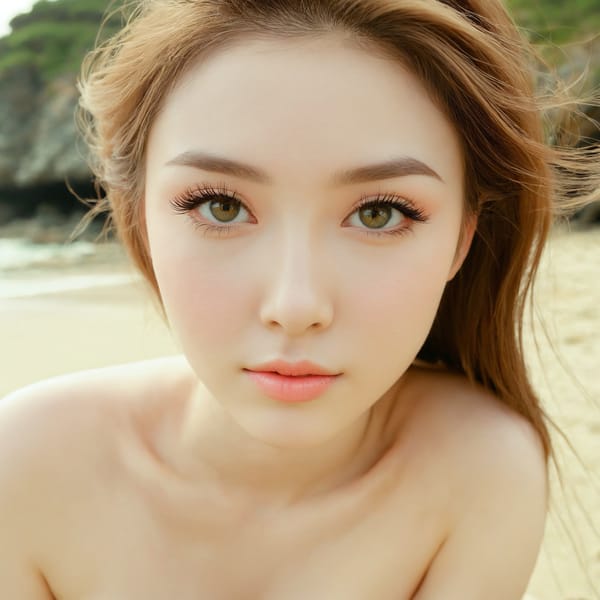 Tags: 21872187, SDXL
{"3": {"inputs": {"seed": 987331152080100, "steps": 64, "cfg": 5.18, "sampler_name": "dpmpp_2m", "scheduler": "karras", "denoise": 1.0, "model": ["27", 0], "positive": ["6", 0], "negative": ["7", 0], "latent_image": ["5", 0]}, "class_type": "KSampler"}, "4": {"inputs": {"ckpt_name": "juggernautxl.safetensors"}, "class_type": "CheckpointLoaderSimple"}, "5": {"inputs": {"width": 1024, "height": 1024, "batch_size": 1}, "class_type": "EmptyLatentImage"}, "6": {"inputs": {"text": "20 year old girl, (slim:0.98), (double eyelids:1.01), (sexy lips:1.03), (seductive facial expression:1.14), (eyelashes:1.12), (idol:0.96), (detailed face:1.07), (pale skin:1.10), (cute:1.07), (beautiful eyes:1.03), (temptress:1.13), (blush:1.13), (in a seductive pose:1.14), (large perky breasts:1.01), (cleavage:1.08), (thigh gap:0.96), strolling (nude:0.96) at a beach, (film:1.02), (skin fuzz:1.04), (detailed skin:1.07), (portra:1.03), (textured skin:1.09), (natural looking skin:1.03), (RAW:1.03), (soft lighting:1.09), (candid cinema:1.05)", "clip": ["27", 1]}, "class_type": "CLIPTextEncode"}, "7": {"inputs": {"text": "(bad hands:1.08), (distorted:1.06), (watermark:1.09), (twisted:1.10), (low resolution:1.09), (open mouth:1.06), (worst quality:1.05)", "clip": ["27", 1]}, "class_type": "CLIPTextEncode"}, "8": {"inputs": {"samples": ["3", 0], "vae": ["4", 2]}, "class_type": "VAEDecode"}, "25": {"inputs": {"lora_name": "nudify_xl.safetensors", "strength_model": 0.31, "strength_clip": 0.01, "model": ["4", 0], "clip": ["4", 1]}, "class_type": "LoraLoader"}, "26": {"inputs": {"lora_name": "shirtlift_SDXL_v2.safetensors", "strength_model": 0.19, "strength_clip": 0.0, "model": ["25", 0], "clip": ["25", 1]}, "class_type": "LoraLoader"}, "27": {"inputs": {"lora_name": "PerfectEyesXL.safetensors", "strength_model": 0.01, "strength_clip": 0.06, "model": ["26", 0], "clip": ["26", 1]}, "class_type": "LoraLoader"}, "30": {"inputs": {"model_name": "4x_NMKD-Superscale-SP_178000_G.pth"}, "class_type": "UpscaleModelLoader"}, "31": {"inputs": {"upscale_model": ["30", 0], "image": ["8", 0]}, "class_type": "ImageUpscaleWithModel"}, "32": {"inputs": {"upscale_method": "lanczos", "scale_by": 0.5, "image": ["31", 0]}, "class_type": "ImageScaleBy"}, "33": {"inputs": {"pixels": ["32", 0], "vae": ["4", 2]}, "class_type": "VAEEncode"}, "34": {"inputs": {"seed": 987331152080100, "steps": 64, "cfg": 5.18, "sampler_name": "dpmpp_2m", "scheduler": "karras", "denoise": 0.3, "model": ["27", 0], "positive": ["6", 0], "negative": ["7", 0], "latent_image": ["33", 0]}, "class_type": "KSampler"}, "36": {"inputs": {"samples": ["34", 0], "vae": ["4", 2]}, "class_type": "VAEDecode"}, "39": {"inputs": {"filename_prefix": "comfyapi-1735621260065", "images": ["36", 0]}, "class_type": "SaveImage"}}