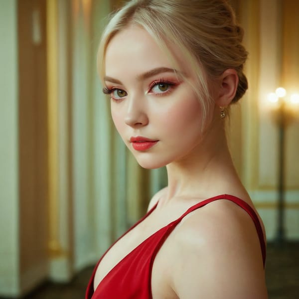 Tags: 21872187, SDXL
{"3": {"inputs": {"seed": 410968322593549, "steps": 32, "cfg": 6.3, "sampler_name": "dpmpp_2m", "scheduler": "karras", "denoise": 1.0, "model": ["27", 0], "positive": ["6", 0], "negative": ["7", 0], "latent_image": ["5", 0]}, "class_type": "KSampler"}, "4": {"inputs": {"ckpt_name": "juggernautxl.safetensors"}, "class_type": "CheckpointLoaderSimple"}, "5": {"inputs": {"width": 1024, "height": 1024, "batch_size": 1}, "class_type": "EmptyLatentImage"}, "6": {"inputs": {"text": "23 year old girl, (ukrainian:1.08), (detailed face:1.00), (sexy lips:1.08), (seductive pose:1.02), (eyelashes:1.14), (seductive facial expression:0.96), (pale skin:1.12), (beautiful eyes:0.98), (temptress:1.08), (cute:1.14), (slim:1.02), (double eyelids:1.13), (blush:1.00), (perky ass:1.04), (exposed ass:1.08), (looking back:1.00), (sexy ass:1.13), (thigh gap:1.03), (wearing a low-cut red dress:1.02) at a ballroom, (film:1.09), (portra:1.07), (candid cinema:1.03), (natural looking skin:1.05), (skin fuzz:1.00), (textured skin:1.03), (soft lighting:1.03), (RAW:1.02), (detailed skin:1.04)", "clip": ["27", 1]}, "class_type": "CLIPTextEncode"}, "7": {"inputs": {"text": "(bad hands:1.14), (distorted:1.08), (worst quality:1.12), (low resolution:1.05), (open mouth:1.05), (twisted:1.12), (watermark:1.13)", "clip": ["27", 1]}, "class_type": "CLIPTextEncode"}, "8": {"inputs": {"samples": ["3", 0], "vae": ["4", 2]}, "class_type": "VAEDecode"}, "25": {"inputs": {"lora_name": "nudify_xl.safetensors", "strength_model": 0.11, "strength_clip": 0.14, "model": ["4", 0], "clip": ["4", 1]}, "class_type": "LoraLoader"}, "26": {"inputs": {"lora_name": "shirtlift_SDXL_v2.safetensors", "strength_model": 0.0, "strength_clip": 0.04, "model": ["25", 0], "clip": ["25", 1]}, "class_type": "LoraLoader"}, "27": {"inputs": {"lora_name": "PerfectEyesXL.safetensors", "strength_model": 0.02, "strength_clip": 0.05, "model": ["26", 0], "clip": ["26", 1]}, "class_type": "LoraLoader"}, "30": {"inputs": {"model_name": "4x_NMKD-Superscale-SP_178000_G.pth"}, "class_type": "UpscaleModelLoader"}, "31": {"inputs": {"upscale_model": ["30", 0], "image": ["8", 0]}, "class_type": "ImageUpscaleWithModel"}, "32": {"inputs": {"upscale_method": "lanczos", "scale_by": 0.5, "image": ["31", 0]}, "class_type": "ImageScaleBy"}, "33": {"inputs": {"pixels": ["32", 0], "vae": ["4", 2]}, "class_type": "VAEEncode"}, "34": {"inputs": {"seed": 410968322593549, "steps": 32, "cfg": 6.3, "sampler_name": "dpmpp_2m", "scheduler": "karras", "denoise": 0.3, "model": ["27", 0], "positive": ["6", 0], "negative": ["7", 0], "latent_image": ["33", 0]}, "class_type": "KSampler"}, "36": {"inputs": {"samples": ["34", 0], "vae": ["4", 2]}, "class_type": "VAEDecode"}, "39": {"inputs": {"filename_prefix": "comfyapi-1716521327383", "images": ["36", 0]}, "class_type": "SaveImage"}}