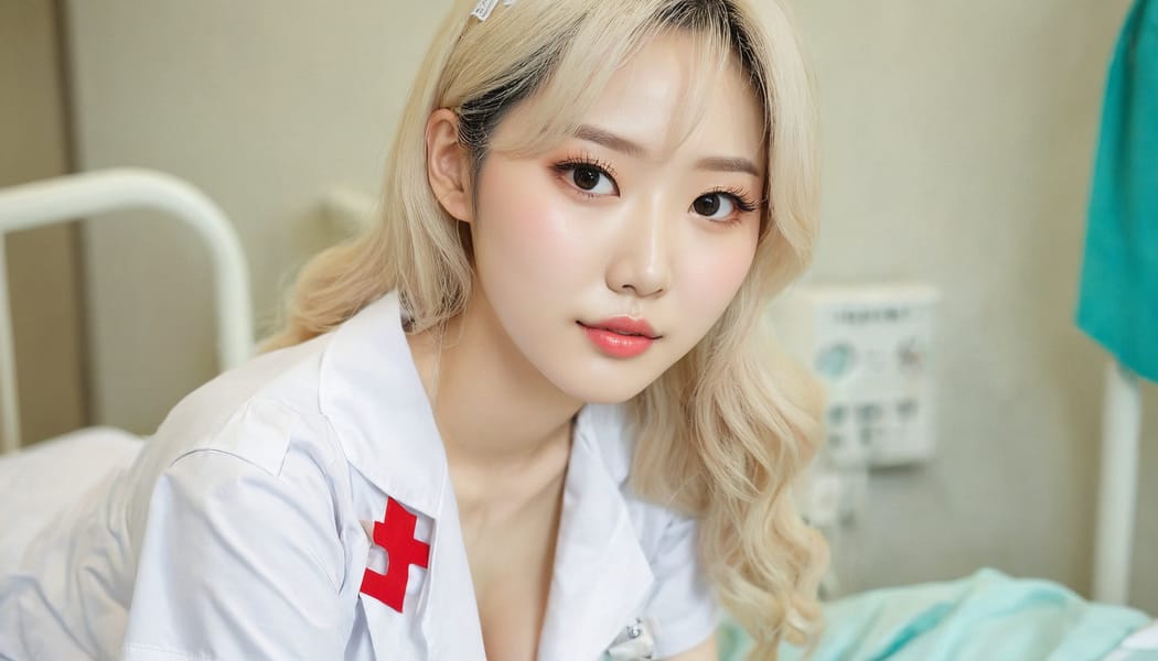 Tags: 21872187, SDXL
{"3": {"inputs": {"seed": 414581612673659, "steps": 32, "cfg": 5.01, "sampler_name": "dpmpp_2m", "scheduler": "karras", "denoise": 1.0, "model": ["27", 0], "positive": ["6", 0], "negative": ["7", 0], "latent_image": ["5", 0]}, "class_type": "KSampler"}, "4": {"inputs": {"ckpt_name": "juggernautxl.safetensors"}, "class_type": "CheckpointLoaderSimple"}, "5": {"inputs": {"width": 1344, "height": 768, "batch_size": 1}, "class_type": "EmptyLatentImage"}, "6": {"inputs": {"text": "27 year old girl, (korean:1.07), (idol:1.08), (pale skin:1.00), (cute:1.00), (slim:1.04), (blush:1.01), (seductive pose:0.96), (beautiful eyes:1.02), (eyelashes:1.02), (double eyelids:1.13), (sexy lips:1.08), (detailed face:1.03), (temptress:1.12), (seductive facial expression:1.13), (in a seductive pose:1.06), (large perky breasts:0.98), (cleavage:1.00), (thigh gap:1.00), (nurse in uniform:1.08) working in a hospital ward, (natural looking skin:1.01), (textured skin:1.07), (soft lighting:1.09), (film:1.04), (portra:1.00), (skin fuzz:1.04), (candid cinema:1.02), (RAW:1.05), (detailed skin:1.07)", "clip": ["27", 1]}, "class_type": "CLIPTextEncode"}, "7": {"inputs": {"text": "(watermark:1.09), (distorted:1.07), (worst quality:1.05), (low resolution:1.07), (bad hands:1.13), (open mouth:1.10), (twisted:1.08)", "clip": ["27", 1]}, "class_type": "CLIPTextEncode"}, "8": {"inputs": {"samples": ["3", 0], "vae": ["4", 2]}, "class_type": "VAEDecode"}, "25": {"inputs": {"lora_name": "nudify_xl.safetensors", "strength_model": 0.17, "strength_clip": 0.17, "model": ["4", 0], "clip": ["4", 1]}, "class_type": "LoraLoader"}, "26": {"inputs": {"lora_name": "shirtlift_SDXL_v2.safetensors", "strength_model": 0.11, "strength_clip": 0.02, "model": ["25", 0], "clip": ["25", 1]}, "class_type": "LoraLoader"}, "27": {"inputs": {"lora_name": "PerfectEyesXL.safetensors", "strength_model": 0.01, "strength_clip": 0.02, "model": ["26", 0], "clip": ["26", 1]}, "class_type": "LoraLoader"}, "30": {"inputs": {"model_name": "4x_NMKD-Superscale-SP_178000_G.pth"}, "class_type": "UpscaleModelLoader"}, "31": {"inputs": {"upscale_model": ["30", 0], "image": ["8", 0]}, "class_type": "ImageUpscaleWithModel"}, "32": {"inputs": {"upscale_method": "lanczos", "scale_by": 0.5, "image": ["31", 0]}, "class_type": "ImageScaleBy"}, "33": {"inputs": {"pixels": ["32", 0], "vae": ["4", 2]}, "class_type": "VAEEncode"}, "34": {"inputs": {"seed": 414581612673659, "steps": 32, "cfg": 5.01, "sampler_name": "dpmpp_2m", "scheduler": "karras", "denoise": 0.3, "model": ["27", 0], "positive": ["6", 0], "negative": ["7", 0], "latent_image": ["33", 0]}, "class_type": "KSampler"}, "36": {"inputs": {"samples": ["34", 0], "vae": ["4", 2]}, "class_type": "VAEDecode"}, "39": {"inputs": {"filename_prefix": "comfyapi-1713730418540", "images": ["36", 0]}, "class_type": "SaveImage"}}