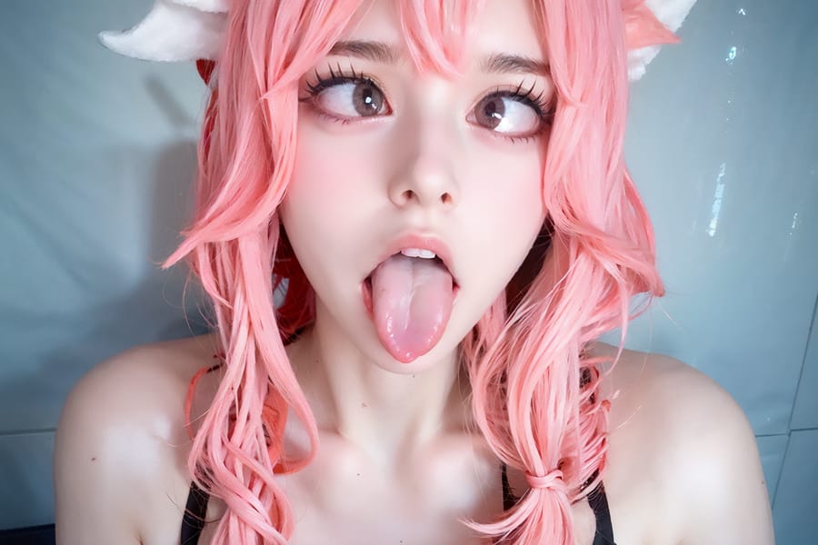 Tags: 21872187
<lora:JapaneseDollLikeness_v15:0.47>, <lora:YaeMiko_Test:0.73>, (nurse outfit:0.96), hospital ward, <lora:ahegao-x-v4:0.88>, ahegao face, pleasure, extremely detailed eyes, extremely detailed face, cute, (photorealistic:1.09), sexy lips, seductive smile, double eyelids, eyelashes, pale skin, perky breasts, textured skin, 4K, RAW, best quality, hyper realistic, tall, (thigh gap:1.20), delicate and beautiful girl, solo, (stunningly attractive:0.97)
Negative prompt: drawings, sketches, anime, black and white, ugly, (normal quality:2.02), (worst quality:2.16)
Steps: 48, Sampler: DPM++ 2M Karras, CFG scale: 6.58, Seed: 2891244309, Size: 768x512, Model hash: fc2511737a, Model: chilloutmix_NiPrunedFp32Fix, Seed resize from: -1x-1, Denoising strength: 0.4, Version: v1.2.1, Hires upscale: 2.0, Hires steps: 16, Hires upscaler: ESRGAN_4x