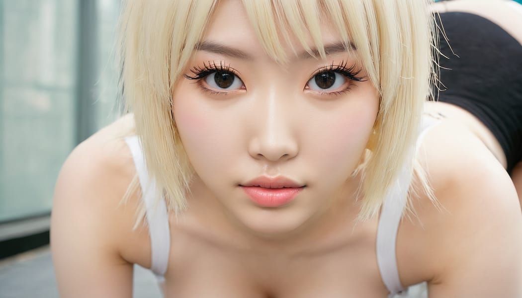 Tags: 21872187, SDXL
{"3": {"inputs": {"seed": 541435644720232, "steps": 64, "cfg": 6.64, "sampler_name": "dpmpp_2m", "scheduler": "karras", "denoise": 1.0, "model": ["27", 0], "positive": ["6", 0], "negative": ["7", 0], "latent_image": ["5", 0]}, "class_type": "KSampler"}, "4": {"inputs": {"ckpt_name": "juggernautxl.safetensors"}, "class_type": "CheckpointLoaderSimple"}, "5": {"inputs": {"width": 1344, "height": 768, "batch_size": 1}, "class_type": "EmptyLatentImage"}, "6": {"inputs": {"text": "28 year old girl, (taiwanese:1.12), (eyelashes:1.05), (temptress:1.03), (seductive facial expression:1.02), (beautiful eyes:1.06), (slim:1.10), (double eyelids:1.07), (pale skin:1.13), (idol:1.11), (detailed face:1.11), (seductive pose:1.14), (sexy lips:1.03), (cute:1.09), (on all fours:0.99), (spreading ass cheeks:1.03), (from behind:1.10), (backboob:1.07), (in a cosplay:1.08) at comiket posing for camera, (detailed skin:1.05), (RAW:1.02), (candid cinema:1.03), (portra:1.06), (textured skin:1.03), (skin fuzz:1.06), (natural looking skin:1.02), (soft lighting:1.07), (film:1.02)", "clip": ["27", 1]}, "class_type": "CLIPTextEncode"}, "7": {"inputs": {"text": "(low resolution:1.12), (worst quality:1.13), (open mouth:1.13), (watermark:1.12), (bad hands:1.06), (distorted:1.13), (twisted:1.08)", "clip": ["27", 1]}, "class_type": "CLIPTextEncode"}, "8": {"inputs": {"samples": ["3", 0], "vae": ["4", 2]}, "class_type": "VAEDecode"}, "25": {"inputs": {"lora_name": "nudify_xl.safetensors", "strength_model": 0.31, "strength_clip": 0.12, "model": ["4", 0], "clip": ["4", 1]}, "class_type": "LoraLoader"}, "26": {"inputs": {"lora_name": "shirtlift_SDXL_v2.safetensors", "strength_model": 0.19, "strength_clip": 0.11, "model": ["25", 0], "clip": ["25", 1]}, "class_type": "LoraLoader"}, "27": {"inputs": {"lora_name": "PerfectEyesXL.safetensors", "strength_model": 0.06, "strength_clip": 0.12, "model": ["26", 0], "clip": ["26", 1]}, "class_type": "LoraLoader"}, "30": {"inputs": {"model_name": "4x_NMKD-Superscale-SP_178000_G.pth"}, "class_type": "UpscaleModelLoader"}, "31": {"inputs": {"upscale_model": ["30", 0], "image": ["8", 0]}, "class_type": "ImageUpscaleWithModel"}, "32": {"inputs": {"upscale_method": "lanczos", "scale_by": 0.5, "image": ["31", 0]}, "class_type": "ImageScaleBy"}, "33": {"inputs": {"pixels": ["32", 0], "vae": ["4", 2]}, "class_type": "VAEEncode"}, "34": {"inputs": {"seed": 541435644720232, "steps": 64, "cfg": 6.64, "sampler_name": "dpmpp_2m", "scheduler": "karras", "denoise": 0.3, "model": ["27", 0], "positive": ["6", 0], "negative": ["7", 0], "latent_image": ["33", 0]}, "class_type": "KSampler"}, "36": {"inputs": {"samples": ["34", 0], "vae": ["4", 2]}, "class_type": "VAEDecode"}, "39": {"inputs": {"filename_prefix": "comfyapi-1728389477885", "images": ["36", 0]}, "class_type": "SaveImage"}}