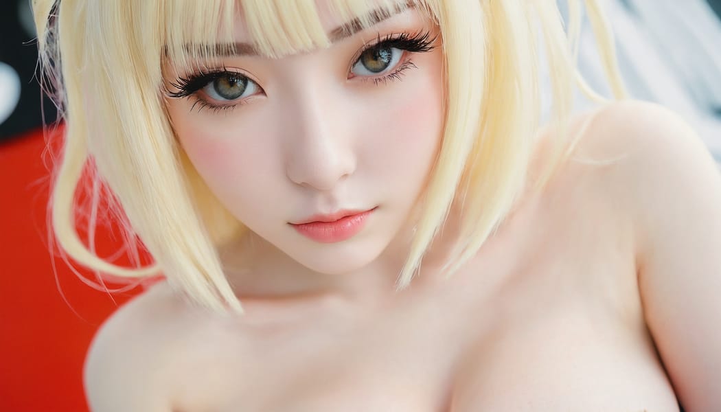 Tags: 21872187, SDXL
{"3": {"inputs": {"seed": 829629395335133, "steps": 64, "cfg": 5.27, "sampler_name": "dpmpp_2m", "scheduler": "karras", "denoise": 1.0, "model": ["27", 0], "positive": ["6", 0], "negative": ["7", 0], "latent_image": ["5", 0]}, "class_type": "KSampler"}, "4": {"inputs": {"ckpt_name": "juggernautxl.safetensors"}, "class_type": "CheckpointLoaderSimple"}, "5": {"inputs": {"width": 1344, "height": 768, "batch_size": 1}, "class_type": "EmptyLatentImage"}, "6": {"inputs": {"text": "22 year old girl, (idol:1.00), (pale skin:1.11), (detailed face:1.01), (blush:1.02), (seductive pose:1.07), (sexy lips:1.11), (beautiful eyes:1.04), (temptress:0.96), (seductive facial expression:1.07), (eyelashes:1.10), (slim:1.11), (double eyelids:0.98), (in a seductive pose:1.08), (large perky breasts:1.06), (cleavage:1.11), (thigh gap:0.99), (in a cosplay:1.09) at comiket posing for camera, (candid cinema:1.01), (textured skin:1.04), (portra:1.09), (detailed skin:1.06), (skin fuzz:1.08), (RAW:1.04), (film:1.01), (soft lighting:1.05)", "clip": ["27", 1]}, "class_type": "CLIPTextEncode"}, "7": {"inputs": {"text": "(distorted:1.09), (bad hands:1.14), (low resolution:1.08), (open mouth:1.05), (twisted:1.14), (watermark:1.08), (worst quality:1.07)", "clip": ["27", 1]}, "class_type": "CLIPTextEncode"}, "8": {"inputs": {"samples": ["3", 0], "vae": ["4", 2]}, "class_type": "VAEDecode"}, "25": {"inputs": {"lora_name": "nudify_xl.safetensors", "strength_model": 0.05, "strength_clip": 0.31, "model": ["4", 0], "clip": ["4", 1]}, "class_type": "LoraLoader"}, "26": {"inputs": {"lora_name": "shirtlift_SDXL_v2.safetensors", "strength_model": 0.16, "strength_clip": 0.07, "model": ["25", 0], "clip": ["25", 1]}, "class_type": "LoraLoader"}, "27": {"inputs": {"lora_name": "PerfectEyesXL.safetensors", "strength_model": 0.17, "strength_clip": 0.03, "model": ["26", 0], "clip": ["26", 1]}, "class_type": "LoraLoader"}, "30": {"inputs": {"model_name": "4x_NMKD-Superscale-SP_178000_G.pth"}, "class_type": "UpscaleModelLoader"}, "31": {"inputs": {"upscale_model": ["30", 0], "image": ["8", 0]}, "class_type": "ImageUpscaleWithModel"}, "32": {"inputs": {"upscale_method": "lanczos", "scale_by": 0.5, "image": ["31", 0]}, "class_type": "ImageScaleBy"}, "33": {"inputs": {"pixels": ["32", 0], "vae": ["4", 2]}, "class_type": "VAEEncode"}, "34": {"inputs": {"seed": 829629395335133, "steps": 64, "cfg": 5.27, "sampler_name": "dpmpp_2m", "scheduler": "karras", "denoise": 0.3, "model": ["27", 0], "positive": ["6", 0], "negative": ["7", 0], "latent_image": ["33", 0]}, "class_type": "KSampler"}, "36": {"inputs": {"samples": ["34", 0], "vae": ["4", 2]}, "class_type": "VAEDecode"}, "39": {"inputs": {"filename_prefix": "comfyapi-1715036859317", "images": ["36", 0]}, "class_type": "SaveImage"}}