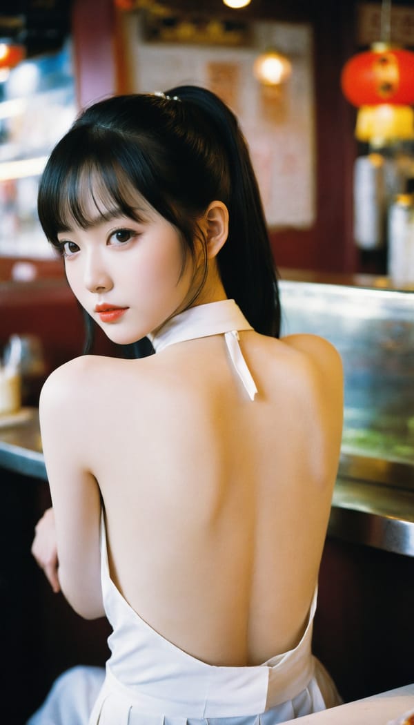 Tags: 21872187, SDXL
{"3": {"inputs": {"seed": 781919067210063, "steps": 32, "cfg": 7.54, "sampler_name": "dpmpp_2m", "scheduler": "karras", "denoise": 1.0, "model": ["27", 0], "positive": ["6", 0], "negative": ["7", 0], "latent_image": ["5", 0]}, "class_type": "KSampler"}, "4": {"inputs": {"ckpt_name": "helloworldxl.safetensors"}, "class_type": "CheckpointLoaderSimple"}, "5": {"inputs": {"width": 768, "height": 1344, "batch_size": 1}, "class_type": "EmptyLatentImage"}, "6": {"inputs": {"text": "20 year old girl, (chinese:1.14), (slim:1.00), (seductive pose:0.99), (double eyelids:0.99), (sexy lips:1.12), (detailed face:1.12), (idol:0.97), (pale skin:1.11), (eyelashes:1.00), (cute:0.97), (seductive facial expression:1.08), (beautiful eyes:1.10), (temptress:1.04), (on all fours:0.99), (spreading ass cheeks:1.03), (from behind:1.01), (backboob:1.01), (a waitress in uniform:0.95) working at a restaurant, (skin fuzz:1.08), (film:1.07), (soft lighting:1.04), (candid cinema:1.07), (portra:1.01), (detailed skin:1.00), (RAW:1.00), (textured skin:1.01), (natural looking skin:1.01)", "clip": ["27", 1]}, "class_type": "CLIPTextEncode"}, "7": {"inputs": {"text": "(open mouth:1.13), (watermark:1.13), (distorted:1.08), (worst quality:1.05), (twisted:1.08), (low resolution:1.12), (bad hands:1.14)", "clip": ["27", 1]}, "class_type": "CLIPTextEncode"}, "8": {"inputs": {"samples": ["3", 0], "vae": ["4", 2]}, "class_type": "VAEDecode"}, "25": {"inputs": {"lora_name": "nudify_xl.safetensors", "strength_model": 0.12, "strength_clip": 0.09, "model": ["4", 0], "clip": ["4", 1]}, "class_type": "LoraLoader"}, "26": {"inputs": {"lora_name": "shirtlift_SDXL_v2.safetensors", "strength_model": 0.1, "strength_clip": 0.16, "model": ["25", 0], "clip": ["25", 1]}, "class_type": "LoraLoader"}, "27": {"inputs": {"lora_name": "PerfectEyesXL.safetensors", "strength_model": 0.16, "strength_clip": 0.07, "model": ["26", 0], "clip": ["26", 1]}, "class_type": "LoraLoader"}, "30": {"inputs": {"model_name": "4x_NMKD-Superscale-SP_178000_G.pth"}, "class_type": "UpscaleModelLoader"}, "31": {"inputs": {"upscale_model": ["30", 0], "image": ["8", 0]}, "class_type": "ImageUpscaleWithModel"}, "32": {"inputs": {"upscale_method": "lanczos", "scale_by": 0.5, "image": ["31", 0]}, "class_type": "ImageScaleBy"}, "33": {"inputs": {"pixels": ["32", 0], "vae": ["4", 2]}, "class_type": "VAEEncode"}, "34": {"inputs": {"seed": 781919067210063, "steps": 32, "cfg": 7.54, "sampler_name": "dpmpp_2m", "scheduler": "karras", "denoise": 0.3, "model": ["27", 0], "positive": ["6", 0], "negative": ["7", 0], "latent_image": ["33", 0]}, "class_type": "KSampler"}, "36": {"inputs": {"samples": ["34", 0], "vae": ["4", 2]}, "class_type": "VAEDecode"}, "39": {"inputs": {"filename_prefix": "comfyapi-1724110445611", "images": ["36", 0]}, "class_type": "SaveImage"}}