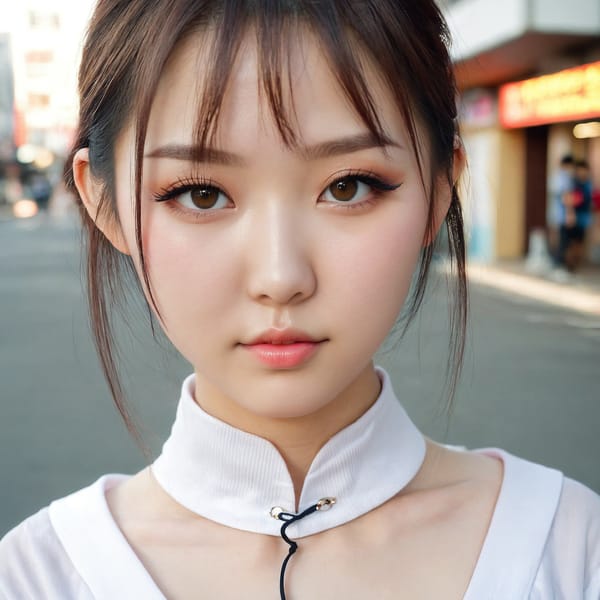 Tags: 21872187, SDXL
{"3": {"inputs": {"seed": 603722198674702, "steps": 64, "cfg": 7.48, "sampler_name": "dpmpp_2m", "scheduler": "karras", "denoise": 1.0, "model": ["27", 0], "positive": ["6", 0], "negative": ["7", 0], "latent_image": ["5", 0]}, "class_type": "KSampler"}, "4": {"inputs": {"ckpt_name": "juggernautxl.safetensors"}, "class_type": "CheckpointLoaderSimple"}, "5": {"inputs": {"width": 1024, "height": 1024, "batch_size": 1}, "class_type": "EmptyLatentImage"}, "6": {"inputs": {"text": "26 year old girl, (russian:1.03), (japanese:1.08), (taiwanese:1.05), (blush:1.08), (detailed face:1.12), (seductive facial expression:0.97), (double eyelids:1.14), (pale skin:1.10), (idol:0.95), (slim:1.09), (temptress:1.10), (seductive pose:0.99), (beautiful eyes:1.06), (eyelashes:0.97), (cute:1.14), (sexy lips:1.00), (in a seductive pose:1.03), (large perky breasts:0.96), (cleavage:0.98), (thigh gap:1.05), (school uniform:1.12), choker, busy street, (RAW:1.03), (natural looking skin:1.03), (film:1.07), (skin fuzz:1.03), (soft lighting:1.09), (detailed skin:1.00), (textured skin:1.09), (candid cinema:1.08), (portra:1.03)", "clip": ["27", 1]}, "class_type": "CLIPTextEncode"}, "7": {"inputs": {"text": "(twisted:1.09), (low resolution:1.14), (bad hands:1.06), (distorted:1.05), (open mouth:1.09), (worst quality:1.09), (watermark:1.05)", "clip": ["27", 1]}, "class_type": "CLIPTextEncode"}, "8": {"inputs": {"samples": ["3", 0], "vae": ["4", 2]}, "class_type": "VAEDecode"}, "25": {"inputs": {"lora_name": "nudify_xl.safetensors", "strength_model": 0.23, "strength_clip": 0.09, "model": ["4", 0], "clip": ["4", 1]}, "class_type": "LoraLoader"}, "26": {"inputs": {"lora_name": "shirtlift_SDXL_v2.safetensors", "strength_model": 0.16, "strength_clip": 0.14, "model": ["25", 0], "clip": ["25", 1]}, "class_type": "LoraLoader"}, "27": {"inputs": {"lora_name": "PerfectEyesXL.safetensors", "strength_model": 0.06, "strength_clip": 0.0, "model": ["26", 0], "clip": ["26", 1]}, "class_type": "LoraLoader"}, "30": {"inputs": {"model_name": "4x_NMKD-Superscale-SP_178000_G.pth"}, "class_type": "UpscaleModelLoader"}, "31": {"inputs": {"upscale_model": ["30", 0], "image": ["8", 0]}, "class_type": "ImageUpscaleWithModel"}, "32": {"inputs": {"upscale_method": "lanczos", "scale_by": 0.5, "image": ["31", 0]}, "class_type": "ImageScaleBy"}, "33": {"inputs": {"pixels": ["32", 0], "vae": ["4", 2]}, "class_type": "VAEEncode"}, "34": {"inputs": {"seed": 603722198674702, "steps": 64, "cfg": 7.48, "sampler_name": "dpmpp_2m", "scheduler": "karras", "denoise": 0.3, "model": ["27", 0], "positive": ["6", 0], "negative": ["7", 0], "latent_image": ["33", 0]}, "class_type": "KSampler"}, "36": {"inputs": {"samples": ["34", 0], "vae": ["4", 2]}, "class_type": "VAEDecode"}, "39": {"inputs": {"filename_prefix": "comfyapi-1717410439267", "images": ["36", 0]}, "class_type": "SaveImage"}}