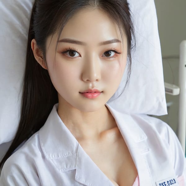 Tags: 21872187, SDXL
{"3": {"inputs": {"seed": 795515850918296, "steps": 32, "cfg": 5.71, "sampler_name": "dpmpp_2m", "scheduler": "karras", "denoise": 1.0, "model": ["27", 0], "positive": ["6", 0], "negative": ["7", 0], "latent_image": ["5", 0]}, "class_type": "KSampler"}, "4": {"inputs": {"ckpt_name": "juggernautxl.safetensors"}, "class_type": "CheckpointLoaderSimple"}, "5": {"inputs": {"width": 1024, "height": 1024, "batch_size": 1}, "class_type": "EmptyLatentImage"}, "6": {"inputs": {"text": "21 year old girl, (japanese:1.01), (korean:0.97), (slim:1.03), (detailed face:0.96), (beautiful eyes:1.02), (pale skin:0.98), (eyelashes:1.05), (sexy lips:1.02), (idol:1.03), (double eyelids:1.13), (temptress:0.97), (seductive pose:1.14), (seductive facial expression:1.05), (cute:0.97), (blush:1.01), (in a seductive pose:1.13), (large perky breasts:1.05), (cleavage:1.06), (thigh gap:1.04), (nurse in uniform:1.11) working in a hospital ward, (film:1.05), (candid cinema:1.02), (natural looking skin:1.02), (soft lighting:1.04), (skin fuzz:1.09), (RAW:1.09), (detailed skin:1.06), (textured skin:1.07)", "clip": ["27", 1]}, "class_type": "CLIPTextEncode"}, "7": {"inputs": {"text": "(distorted:1.13), (bad hands:1.12), (twisted:1.10), (open mouth:1.05), (low resolution:1.12), (watermark:1.10), (worst quality:1.13)", "clip": ["27", 1]}, "class_type": "CLIPTextEncode"}, "8": {"inputs": {"samples": ["3", 0], "vae": ["4", 2]}, "class_type": "VAEDecode"}, "25": {"inputs": {"lora_name": "nudify_xl.safetensors", "strength_model": 0.02, "strength_clip": 0.11, "model": ["4", 0], "clip": ["4", 1]}, "class_type": "LoraLoader"}, "26": {"inputs": {"lora_name": "shirtlift_SDXL_v2.safetensors", "strength_model": 0.09, "strength_clip": 0.07, "model": ["25", 0], "clip": ["25", 1]}, "class_type": "LoraLoader"}, "27": {"inputs": {"lora_name": "PerfectEyesXL.safetensors", "strength_model": 0.08, "strength_clip": 0.03, "model": ["26", 0], "clip": ["26", 1]}, "class_type": "LoraLoader"}, "30": {"inputs": {"model_name": "4x_NMKD-Superscale-SP_178000_G.pth"}, "class_type": "UpscaleModelLoader"}, "31": {"inputs": {"upscale_model": ["30", 0], "image": ["8", 0]}, "class_type": "ImageUpscaleWithModel"}, "32": {"inputs": {"upscale_method": "lanczos", "scale_by": 0.5, "image": ["31", 0]}, "class_type": "ImageScaleBy"}, "33": {"inputs": {"pixels": ["32", 0], "vae": ["4", 2]}, "class_type": "VAEEncode"}, "34": {"inputs": {"seed": 795515850918296, "steps": 32, "cfg": 5.71, "sampler_name": "dpmpp_2m", "scheduler": "karras", "denoise": 0.3, "model": ["27", 0], "positive": ["6", 0], "negative": ["7", 0], "latent_image": ["33", 0]}, "class_type": "KSampler"}, "36": {"inputs": {"samples": ["34", 0], "vae": ["4", 2]}, "class_type": "VAEDecode"}, "39": {"inputs": {"filename_prefix": "comfyapi-1714123702684", "images": ["36", 0]}, "class_type": "SaveImage"}}