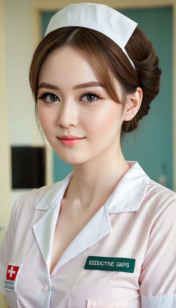 Tags: 21872187, SDXL
{"3": {"inputs": {"seed": 908203953370049, "steps": 32, "cfg": 7.95, "sampler_name": "dpmpp_2m", "scheduler": "karras", "denoise": 1.0, "model": ["27", 0], "positive": ["6", 0], "negative": ["7", 0], "latent_image": ["5", 0]}, "class_type": "KSampler"}, "4": {"inputs": {"ckpt_name": "juggernautXL_v8Rundiffusion.safetensors"}, "class_type": "CheckpointLoaderSimple"}, "5": {"inputs": {"width": 768, "height": 1344, "batch_size": 1}, "class_type": "EmptyLatentImage"}, "6": {"inputs": {"text": "27 year old girl, (cute:1.10), (blush:1.03), (pale skin:1.03), (detailed face:1.04), (seductive pose:1.02), (sexy lips:1.12), (idol:0.99), (seductive facial expression:1.12), (eyelashes:0.99), (double eyelids:0.97), (slim:1.11), (beautiful eyes:1.10), (in a seductive pose:1.11), (large perky breasts:1.09), (cleavage:1.03), (thigh gap:1.10), (nurse in uniform:1.12) working in a hospital ward, (film:1.09), (RAW:1.06), (skin fuzz:1.04), (natural looking skin:1.07), (portra:1.06), (detailed skin:1.00), (soft lighting:1.02), (textured skin:1.07), (candid cinema:1.09)", "clip": ["27", 1]}, "class_type": "CLIPTextEncode"}, "7": {"inputs": {"text": "(distorted:1.13), (watermark:1.07), (bad hands:1.06), (twisted:1.14), (worst quality:1.08), (open mouth:1.09), (low resolution:1.12)", "clip": ["27", 1]}, "class_type": "CLIPTextEncode"}, "8": {"inputs": {"samples": ["3", 0], "vae": ["4", 2]}, "class_type": "VAEDecode"}, "25": {"inputs": {"lora_name": "nudify_xl.safetensors", "strength_model": 0.13, "strength_clip": 0.08, "model": ["4", 0], "clip": ["4", 1]}, "class_type": "LoraLoader"}, "26": {"inputs": {"lora_name": "shirtlift_SDXL_v2.safetensors", "strength_model": 0.08, "strength_clip": 0.15, "model": ["25", 0], "clip": ["25", 1]}, "class_type": "LoraLoader"}, "27": {"inputs": {"lora_name": "PerfectEyesXL.safetensors", "strength_model": 0.12, "strength_clip": 0.18, "model": ["26", 0], "clip": ["26", 1]}, "class_type": "LoraLoader"}, "30": {"inputs": {"model_name": "4x_NMKD-Superscale-SP_178000_G.pth"}, "class_type": "UpscaleModelLoader"}, "31": {"inputs": {"upscale_model": ["30", 0], "image": ["8", 0]}, "class_type": "ImageUpscaleWithModel"}, "32": {"inputs": {"upscale_method": "lanczos", "scale_by": 0.5, "image": ["31", 0]}, "class_type": "ImageScaleBy"}, "33": {"inputs": {"pixels": ["32", 0], "vae": ["4", 2]}, "class_type": "VAEEncode"}, "34": {"inputs": {"seed": 908203953370049, "steps": 32, "cfg": 7.95, "sampler_name": "dpmpp_2m", "scheduler": "karras", "denoise": 0.3, "model": ["27", 0], "positive": ["6", 0], "negative": ["7", 0], "latent_image": ["33", 0]}, "class_type": "KSampler"}, "36": {"inputs": {"samples": ["34", 0], "vae": ["4", 2]}, "class_type": "VAEDecode"}, "39": {"inputs": {"filename_prefix": "comfyapi-1708250952938", "images": ["36", 0]}, "class_type": "SaveImage"}}