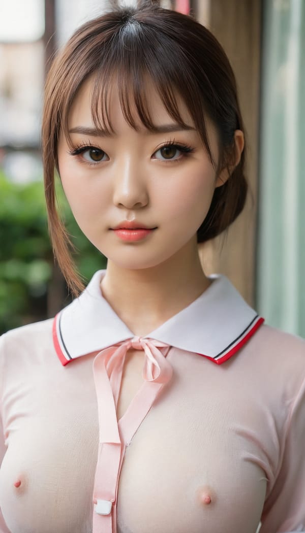 Tags: 21872187, SDXL
{"3": {"inputs": {"seed": 724876341553589, "steps": 32, "cfg": 6.73, "sampler_name": "dpmpp_2m", "scheduler": "karras", "denoise": 1.0, "model": ["27", 0], "positive": ["6", 0], "negative": ["7", 0], "latent_image": ["5", 0]}, "class_type": "KSampler"}, "4": {"inputs": {"ckpt_name": "juggernautxl.safetensors"}, "class_type": "CheckpointLoaderSimple"}, "5": {"inputs": {"width": 768, "height": 1344, "batch_size": 1}, "class_type": "EmptyLatentImage"}, "6": {"inputs": {"text": "20 year old girl, (japanese:1.02), (russian:0.99), (chinese:1.00), (eyelashes:1.13), (seductive facial expression:0.96), (slim:1.12), (beautiful eyes:0.95), (sexy lips:1.12), (blush:1.11), (double eyelids:1.00), (idol:0.95), (seductive pose:1.13), (detailed face:1.03), (temptress:1.02), (pale skin:1.00), (in a seductive pose:0.98), (large perky breasts:1.08), (cleavage:1.00), (thigh gap:1.09), (school uniform:1.10), choker, busy street, (detailed skin:1.03), (film:1.05), (natural looking skin:1.04), (RAW:1.04), (portra:1.04), (soft lighting:1.05), (textured skin:1.05), (candid cinema:1.01), (skin fuzz:1.09)", "clip": ["27", 1]}, "class_type": "CLIPTextEncode"}, "7": {"inputs": {"text": "(open mouth:1.11), (worst quality:1.07), (watermark:1.13), (distorted:1.11), (twisted:1.08), (bad hands:1.12), (low resolution:1.10)", "clip": ["27", 1]}, "class_type": "CLIPTextEncode"}, "8": {"inputs": {"samples": ["3", 0], "vae": ["4", 2]}, "class_type": "VAEDecode"}, "25": {"inputs": {"lora_name": "nudify_xl.safetensors", "strength_model": 0.28, "strength_clip": 0.12, "model": ["4", 0], "clip": ["4", 1]}, "class_type": "LoraLoader"}, "26": {"inputs": {"lora_name": "shirtlift_SDXL_v2.safetensors", "strength_model": 0.06, "strength_clip": 0.06, "model": ["25", 0], "clip": ["25", 1]}, "class_type": "LoraLoader"}, "27": {"inputs": {"lora_name": "PerfectEyesXL.safetensors", "strength_model": 0.19, "strength_clip": 0.1, "model": ["26", 0], "clip": ["26", 1]}, "class_type": "LoraLoader"}, "30": {"inputs": {"model_name": "4x_NMKD-Superscale-SP_178000_G.pth"}, "class_type": "UpscaleModelLoader"}, "31": {"inputs": {"upscale_model": ["30", 0], "image": ["8", 0]}, "class_type": "ImageUpscaleWithModel"}, "32": {"inputs": {"upscale_method": "lanczos", "scale_by": 0.5, "image": ["31", 0]}, "class_type": "ImageScaleBy"}, "33": {"inputs": {"pixels": ["32", 0], "vae": ["4", 2]}, "class_type": "VAEEncode"}, "34": {"inputs": {"seed": 724876341553589, "steps": 32, "cfg": 6.73, "sampler_name": "dpmpp_2m", "scheduler": "karras", "denoise": 0.3, "model": ["27", 0], "positive": ["6", 0], "negative": ["7", 0], "latent_image": ["33", 0]}, "class_type": "KSampler"}, "36": {"inputs": {"samples": ["34", 0], "vae": ["4", 2]}, "class_type": "VAEDecode"}, "39": {"inputs": {"filename_prefix": "comfyapi-1726153429163", "images": ["36", 0]}, "class_type": "SaveImage"}}