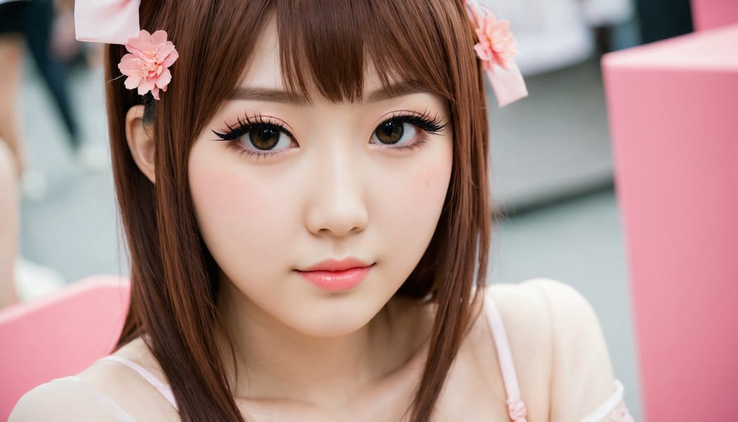 Tags: 21872187, SDXL
{"3": {"inputs": {"seed": 114167036392167, "steps": 64, "cfg": 6.88, "sampler_name": "dpmpp_2m", "scheduler": "karras", "denoise": 1.0, "model": ["27", 0], "positive": ["6", 0], "negative": ["7", 0], "latent_image": ["5", 0]}, "class_type": "KSampler"}, "4": {"inputs": {"ckpt_name": "juggernautXL_v8Rundiffusion.safetensors"}, "class_type": "CheckpointLoaderSimple"}, "5": {"inputs": {"width": 1344, "height": 768, "batch_size": 1}, "class_type": "EmptyLatentImage"}, "6": {"inputs": {"text": "21 year old girl, (japanese:1.10), (beautiful eyes:0.97), (sexy lips:1.01), (blush:1.10), (slim:0.96), (seductive facial expression:1.11), (idol:0.95), (seductive pose:1.12), (cute:1.08), (pale skin:1.06), (detailed face:1.02), (eyelashes:1.13), (double eyelids:1.12), (temptress:0.98), (in a seductive pose:0.96), (large perky breasts:0.98), (cleavage:1.13), (thigh gap:1.10), (in a cosplay:1.01) at comiket posing for camera, (natural looking skin:1.09), (portra:1.05), (textured skin:1.01), (film:1.02), (candid cinema:1.09), (soft lighting:1.05), (RAW:1.05), (detailed skin:1.09), (skin fuzz:1.01)", "clip": ["27", 1]}, "class_type": "CLIPTextEncode"}, "7": {"inputs": {"text": "(watermark:1.09), (twisted:1.06), (open mouth:1.09), (worst quality:1.11), (low resolution:1.09), (bad hands:1.09), (distorted:1.05)", "clip": ["27", 1]}, "class_type": "CLIPTextEncode"}, "8": {"inputs": {"samples": ["3", 0], "vae": ["4", 2]}, "class_type": "VAEDecode"}, "25": {"inputs": {"lora_name": "nudify_xl.safetensors", "strength_model": 0.0, "strength_clip": 0.13, "model": ["4", 0], "clip": ["4", 1]}, "class_type": "LoraLoader"}, "26": {"inputs": {"lora_name": "shirtlift_SDXL_v2.safetensors", "strength_model": 0.0, "strength_clip": 0.11, "model": ["25", 0], "clip": ["25", 1]}, "class_type": "LoraLoader"}, "27": {"inputs": {"lora_name": "PerfectEyesXL.safetensors", "strength_model": 0.04, "strength_clip": 0.18, "model": ["26", 0], "clip": ["26", 1]}, "class_type": "LoraLoader"}, "30": {"inputs": {"model_name": "4x_NMKD-Superscale-SP_178000_G.pth"}, "class_type": "UpscaleModelLoader"}, "31": {"inputs": {"upscale_model": ["30", 0], "image": ["8", 0]}, "class_type": "ImageUpscaleWithModel"}, "32": {"inputs": {"upscale_method": "lanczos", "scale_by": 0.5, "image": ["31", 0]}, "class_type": "ImageScaleBy"}, "33": {"inputs": {"pixels": ["32", 0], "vae": ["4", 2]}, "class_type": "VAEEncode"}, "34": {"inputs": {"seed": 114167036392167, "steps": 64, "cfg": 6.88, "sampler_name": "dpmpp_2m", "scheduler": "karras", "denoise": 0.3, "model": ["27", 0], "positive": ["6", 0], "negative": ["7", 0], "latent_image": ["33", 0]}, "class_type": "KSampler"}, "36": {"inputs": {"samples": ["34", 0], "vae": ["4", 2]}, "class_type": "VAEDecode"}, "39": {"inputs": {"filename_prefix": "comfyapi-1707336053030", "images": ["36", 0]}, "class_type": "SaveImage"}}